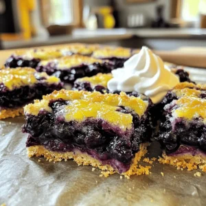 - 2 cups fresh blueberries - 1 cup granulated sugar - 2 tablespoons freshly squeezed lemon juice - 1 teaspoon lemon zest - 1 tablespoon cornstarch - 2 cups all-purpose flour - 1 teaspoon baking powder - 1/2 teaspoon baking soda - 1/2 teaspoon salt - 1/2 cup unsalted butter, softened to room temperature - 3/4 cup packed brown sugar - 2 large eggs, at room temperature - 1 teaspoon pure vanilla extract - 1/2 cup milk, at room temperature - Whipped cream for serving (optional) When I think of the Magnolia Bakery Blueberry Jamboree, I see a bright burst of flavor. Fresh blueberries are key. They add sweetness and a lovely color. The granulated sugar and lemon juice enhance the blueberries' taste. Cornstarch helps thicken the filling, making it just right. The base of this dessert is made from simple ingredients. All-purpose flour gives it structure. Baking powder and baking soda help it rise, while salt adds depth. Unsalted butter and brown sugar create a rich, moist batter. Eggs and vanilla extract bring it all together. Finally, milk ensures a smooth texture. If you want to serve it with whipped cream, that’s a nice touch. It adds creaminess and balances the fruitiness. For the full recipe, be sure to check the details. - Set the oven temperature to 350°F (175°C). - Use parchment paper or butter to prepare the baking dish. First, you want to preheat your oven. This step is key to getting a nice rise on your Blueberry Jamboree. While your oven heats up, grab a 9-inch square baking dish. You can either grease it with butter or line it with parchment paper. This makes for easy removal later. - Combine blueberries, sugar, lemon juice, zest, and cornstarch. - Cook until bubbly and thickened. Now, let’s work on the blueberry filling. In a medium saucepan, toss in 2 cups of fresh blueberries, 1 cup of granulated sugar, 2 tablespoons of fresh lemon juice, 1 teaspoon of lemon zest, and 1 tablespoon of cornstarch. Place this over medium heat. Stir gently as it warms. You should see it bubble and thicken in about 5 to 7 minutes. Once thick, take it off the heat and let it cool a bit. - Whisk the dry ingredients. - Cream butter and brown sugar. - Add eggs and vanilla, then combine with dry ingredients and milk. Next, grab a mixing bowl for the dry ingredients. Whisk together 2 cups of all-purpose flour, 1 teaspoon of baking powder, 1/2 teaspoon of baking soda, and 1/2 teaspoon of salt. Set this aside. In another large bowl, cream 1/2 cup of softened unsalted butter with 3/4 cup of packed brown sugar. Use an electric mixer on medium speed. Beat until it’s light and fluffy. Add 2 large eggs one at a time, mixing well after each. Then stir in 1 teaspoon of pure vanilla extract. Now, mix the dry ingredients into the creamed butter mixture gradually. Don’t over-mix! Pour in 1/2 cup of milk and stir until you have a smooth batter. This batter is the base for your Blueberry Jamboree. You’re just steps away from a delicious dessert. To achieve the best texture, avoid over-mixing the batter. Mix just until you see no dry flour. This helps keep the cake light and fluffy. Always ensure your eggs and milk are at room temperature before you start. This simple step helps the batter blend smoothly. For a delightful look, serve the jamboree with whipped cream. It adds a lovely creaminess that pairs well with the blueberries. You can also garnish with fresh blueberries and a sprinkle of lemon zest. This not only looks pretty but adds a burst of flavor. If your base turns out soggy, try baking it a bit longer. Make sure to check with a toothpick to ensure even baking. For even baking, be sure to spread your batter evenly in the pan. This helps it cook uniformly. You can also rotate the pan halfway through baking for best results. For the full recipe, check out the Blueberry Delight Jamboree. {{image_4}} You can easily change the blueberries. Using frozen blueberries works great. They save you time and add flavor. Just toss them in without thawing. You can also switch to other berries. Raspberries or strawberries add a twist. Each berry brings its own taste. Experiment to find your favorite mix. If you need a gluten-free option, try gluten-free flour. It works well in this recipe. You can also make this dish vegan. Use a flaxseed meal mix for eggs. For butter, try coconut oil or vegan butter. These swaps keep the dessert tasty and fun for everyone. Want to spice things up? Add a pinch of cinnamon or nutmeg. These spices make the dish warm and cozy. You can also infuse the batter with almond extract. A little goes a long way in creating depth. These small changes make a big difference in flavor. If you're ready to dive into the full recipe, check out the [Full Recipe]. To keep your Blueberry Jamboree fresh, cover it tightly with plastic wrap or foil. Refrigerate it right away. This dessert lasts about three to four days in the fridge. You can freeze the jamboree for later. First, let it cool completely. Cut it into squares, then wrap each piece in plastic wrap. Place the wrapped pieces in a freezer-safe bag. It can stay in the freezer for up to three months. To enjoy, let the jamboree thaw in the fridge overnight. Reheat it in the oven at 350°F (175°C) for about 10 minutes. This warms it nicely without making it dry. To keep your jamboree moist, place a piece of bread in the container with it. The bread helps to maintain moisture. You can also drizzle a little lemon juice on top before storing. This adds flavor and keeps it fresh longer. Magnolia Bakery Blueberry Jamboree is a rich dessert that features fresh blueberries. It has a soft and moist base with a sweet blueberry filling. The top layer is slightly crispy, creating a nice contrast. The dessert is known for its vibrant color and delightful flavor. You can enjoy it warm or at room temperature. Serving it with whipped cream adds a creamy touch. This dessert is a true crowd-pleaser and a must-try! You will need about 15 minutes to prepare the Blueberry Jamboree. The baking time is around 35 to 40 minutes. In total, you will spend about 55 minutes from start to finish. It is quick enough for any occasion. Just follow the steps carefully, and you'll have a delicious dessert in no time. Yes, you can make this dessert ahead of time. I recommend baking it a day before you plan to serve. Once cooled, cover it tightly and store it in the fridge. When you are ready to serve, let it sit at room temperature for a bit. You can warm it in the oven if you prefer it warm. This way, the flavors will still shine through. You can find Magnolia Bakery Blueberry Jamboree at Magnolia Bakery locations. They often sell it in their shops. If you want to enjoy it at home, check their website for online options. They may have local delivery or shipping. This makes it easy to get this tasty treat wherever you are! The Blueberry Jamboree contains common ingredients like butter, eggs, and flour. This means it is not suitable for strict vegan or gluten-free diets. However, you can make some adjustments. Use gluten-free flour for a gluten-free version. For a vegan option, try using plant-based butter and flax eggs. Always check your ingredients to ensure they meet your dietary needs. To balance the sweetness, you can reduce the sugar in the recipe. Start by cutting the granulated sugar by a quarter. You can also use less brown sugar if you prefer. Adding a bit more lemon juice can help cut the sweetness as well. Taste the batter before baking to find the right balance for you. This way, you can enjoy a dessert that is just right! The Magnolia Bakery Blueberry Jamboree is a delightful dessert bursting with flavor. We covered the key ingredients, detailed step-by-step instructions, and shared useful tips for perfecting the dish. Don’t forget to explore variations to tailor the jamboree to your taste. Lastly, proper storage ensures you enjoy leftovers at their best. This sweet treat invites creativity, and the results are sure to impress. Dive in, have fun, and savor every bite!