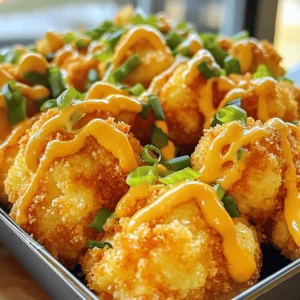 - 1 large head of cauliflower, cut into bite-sized florets - 1 cup all-purpose flour - 1 cup cold water - 1 teaspoon garlic powder - 1 teaspoon onion powder - 1 teaspoon smoked paprika - 1/2 teaspoon salt - 1/2 teaspoon freshly ground black pepper - 1 cup panko breadcrumbs - Vegetable oil for frying To make Bang Bang Cauliflower, start with fresh cauliflower. Choose a large head for big florets. The batter needs flour, cold water, and spices. I love adding garlic and onion powder for taste. Smoked paprika adds a nice touch. Salt and pepper help bring the flavors together. Panko breadcrumbs are key for a crispy texture. They are lighter than regular breadcrumbs. Use vegetable oil for frying; it heats evenly and gives a nice crunch. - 1/2 cup creamy mayonnaise - 2 tablespoons sweet chili sauce - 1 tablespoon sriracha (adjust based on your spice preference) - 1 teaspoon freshly squeezed lime juice For the Bang Bang sauce, mix mayonnaise and sweet chili sauce. This will create a creamy base. Sriracha adds a spicy kick, so adjust it to your taste. A splash of lime juice brightens the sauce, making it fresh and tangy. You can find the Full Recipe linked above for detailed steps. Enjoy making this crispy and savory delight! To make the Bang Bang sauce, start by gathering your ingredients. In a mixing bowl, combine: - 1/2 cup creamy mayonnaise - 2 tablespoons sweet chili sauce - 1 tablespoon sriracha - 1 teaspoon freshly squeezed lime juice Whisk these together until you see a smooth blend. This sauce is sweet, spicy, and creamy. Let it sit for a few minutes. This helps the flavors mix well. Next, it's time to make the batter. In a large bowl, add: - 1 cup all-purpose flour - 1 cup cold water - 1 teaspoon garlic powder - 1 teaspoon onion powder - 1 teaspoon smoked paprika - 1/2 teaspoon salt - 1/2 teaspoon freshly ground black pepper Whisk these until you have a lump-free mix. The batter should be thick but pourable. This consistency helps the batter stick to the cauliflower. Now, let’s coat the cauliflower. First, take a cauliflower floret and dip it into the batter. Make sure it's fully covered. Allow any extra batter to drip off. Next, roll the floret in panko breadcrumbs. Press gently to coat it well. For frying, heat about 1-2 inches of vegetable oil in a deep pan over medium heat. To check the oil, drop in a small bit of batter. If it sizzles, you are ready to fry. Add the cauliflower in small batches. Fry them for about 4-5 minutes. You want them golden brown and crispy. Use a slotted spoon to turn them for even cooking. Once done, place the fried florets on a plate lined with paper towels to drain excess oil. Then, while hot, toss them in the Bang Bang sauce until they are fully coated. Enjoy your crispy Bang Bang Cauliflower right away! For the full recipe, refer to the earlier section. To make sure the batter sticks to the cauliflower, start with dry florets. Pat them with a towel to remove moisture. This helps the batter cling well. Mix your batter until it is smooth and thick, but pourable. A good batter covers the cauliflower evenly. Dip each floret fully, letting the extra drip back into the bowl. Frying can be tricky, but oil temperature is key. Heat your oil over medium heat. Use about 1-2 inches of oil in your pan. To test if the oil is ready, drop a small bit of batter in. It should sizzle right away. Fry in small batches to avoid crowding. This ensures even cooking. Fry until golden brown for about 4-5 minutes. Presentation makes a difference. Serve the Bang Bang Cauliflower in a large bowl or platter. Drizzle extra Bang Bang sauce over the top for a beautiful look. Garnish with chopped green onions or fresh cilantro. This adds color and flavor. Serve it hot, so it stays crispy. You can also pair it with a side dish, like rice or a fresh salad to balance the meal. Check out the Full Recipe for more details. {{image_4}} You can make Bang Bang sauce spicier. Start with the base recipe. Add more sriracha for heat. You can also try adding a pinch of cayenne pepper. Another option is using chili garlic sauce. This will give the sauce a nice kick. Test the mixture as you go to find your perfect spice level. If you want a twist, try different breadcrumbs. Regular breadcrumbs work, but panko gives a better crunch. For a gluten-free option, use gluten-free breadcrumbs. You can also try crushed cornflakes for a unique texture. These options still provide that satisfying crunch you want. Bang Bang Cauliflower pairs well with many dishes. Serve it with a fresh salad for balance. A bowl of rice or quinoa also complements the flavors. You might enjoy it with a cool drink like iced tea or lemonade. These pairings enhance the meal and keep it refreshing. To keep your Bang Bang Cauliflower fresh, store it in an airtight container. Place it in the fridge within two hours of cooking. This helps maintain its taste and texture. The leftovers will stay fresh for about 3 days. If you want to keep it longer, consider freezing it. Just remember to wrap it tightly in plastic wrap and then foil to prevent freezer burn. Reheating can be tricky if you want your cauliflower crispy. I recommend using an oven or an air fryer for the best results. Preheat your oven to 375°F (190°C). Spread the florets on a baking sheet and bake for about 10-15 minutes. This method helps restore their crunch. If you use an air fryer, set it to 350°F (175°C) and heat for around 5-7 minutes. Avoid using a microwave, as it may make the cauliflower soggy. Enjoy your crispy delight again! You can make Bang Bang Cauliflower vegan by swapping out the mayo. Use vegan mayo instead. For the batter, replace the all-purpose flour with chickpea flour mixed with water. This keeps it tasty and plant-based. Yes, you can bake the cauliflower for a healthier option. Preheat your oven to 425°F (220°C). After coating the florets, place them on a baking sheet lined with parchment paper. Spray them lightly with cooking oil. Bake for 20-25 minutes until they are golden and crispy, flipping them halfway through. Bang Bang Cauliflower is inspired by Asian cuisine. It has roots in Asian fried dishes, often featuring spicy sauces. The dish gained popularity in the U.S. as a fun appetizer. Variations include different sauces and spice levels, making it versatile. To make it gluten-free, use a gluten-free flour blend instead of all-purpose flour. Ensure the panko breadcrumbs are gluten-free too. Check labels to confirm. This way, everyone can enjoy this crispy delight! This blog post covered the key ingredients for Bang Bang Cauliflower, including the main components and sauce. I provided step-by-step instructions for making the dish from scratch and shared tips for perfecting the batter and frying process. You learned about tasty variations, storage tips, and answers to common questions. Bang Bang Cauliflower is a fun and tasty dish to make. By using the right methods, you can enjoy it fresh and crispy each time. Don't hesitate to try new flavors and enjoy this delightful recipe!