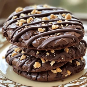 - 1 cup creamy peanut butter - 1 cup granulated sugar - 1 large egg - 1 teaspoon pure vanilla extract - 1/2 cup unsweetened cocoa powder - 1/2 teaspoon baking soda - 1/4 teaspoon salt - 1/2 cup semi-sweet chocolate chips (optional) When making these peanut butter brownie cookies, it's key to gather all your ingredients first. This will make the process smoother and more enjoyable. Each ingredient plays a role in the flavor and texture of your cookies. The creamy peanut butter gives a rich taste and a chewy texture. The sugar adds sweetness and helps the cookies spread. The egg binds everything together, while the vanilla extract adds a lovely depth. Cocoa powder brings that classic chocolate flavor which makes it a brownie cookie. Baking soda helps the cookies rise, and salt balances the sweetness. You can also add chocolate chips for an extra chocolate burst. It’s all about personal choice. Just remember, each ingredient matters. - Mixing bowls - Hand mixer or spatula - Baking sheet - Parchment paper - Cookie scoop or tablespoon To bake these cookies, you’ll need some basic tools. A mixing bowl is a must for combining your ingredients. A hand mixer or spatula helps mix everything well. A baking sheet lined with parchment paper keeps cookies from sticking. Finally, a cookie scoop or tablespoon helps you measure out the dough. Gathering your tools before you start will help you feel organized. It also makes the baking process a lot of fun! Use the [Full Recipe] for step-by-step guidance. - Preheat oven to 350°F (175°C) - Prepare the baking sheet with parchment paper Start by preheating your oven. This step is key for even baking. While the oven warms up, grab a baking sheet. Line it with parchment paper. This helps stop the cookies from sticking. - Blend peanut butter and sugar until smooth - Add egg and vanilla, mixing until fully combined In a large bowl, add your creamy peanut butter and granulated sugar. Use a hand mixer or spatula to blend them. You want a smooth, creamy mix. Next, crack in a large egg. Add the teaspoon of pure vanilla extract. Mix until everything is well combined. - Whisk together cocoa, baking soda, and salt - Gently mix dry ingredients into wet mixture In a separate bowl, whisk together the unsweetened cocoa powder, baking soda, and salt. This helps to evenly distribute the dry ingredients. Now, gently mix this dry blend into your wet peanut butter mixture. Be careful not to overmix. - Scoop out dough on baking sheet, spacing 2 inches apart - Flatten slightly with fork, then bake for 10-12 minutes Using a tablespoon or cookie scoop, scoop out rounded balls of dough. Place them on the lined baking sheet. Make sure to leave about 2 inches between each ball. This space is important for spreading. Once they are all on the sheet, slightly flatten each dough ball using a fork. This helps them bake evenly. Now, place the baking sheet in the oven. Bake for about 10 to 12 minutes. Keep an eye on them. They should look set at the edges but soft in the center. After baking, let them cool slightly before transferring to a wire rack. Enjoy your cookies! For the full recipe, refer to the complete instructions above. To get that perfect chewy texture, avoid overmixing the dough. Mix until just combined. Overmixing will make your cookies tough instead of fudgy. Baking time is also key. Check your cookies at 10 minutes; they should look soft in the middle. The edges should be set, but the center will firm up as they cool. These cookies pair wonderfully with milk or coffee. The rich flavors balance perfectly with a hot drink. You can also make ice cream sandwiches using these cookies. Just add a scoop of your favorite ice cream between two cookies for a tasty treat. For a stunning look, drizzle melted chocolate over the cookies. It adds a nice touch and extra flavor. You can also sprinkle crushed peanuts on top for added crunch. This not only enhances the taste but also makes your cookies look fancy and inviting. {{image_4}} You can play around with flavors to make these cookies unique. - Add chopped nuts for crunch: Walnuts or pecans add a great bite. - Substitute almond butter for a different taste: Almond butter gives a nice twist. You can also modify the recipe to fit your dietary needs. - Make it gluten-free by using gluten-free cocoa powder: This keeps the cookies safe for gluten-sensitive folks. - Sweeten with honey or agave for a healthier option: These natural sweeteners can cut refined sugar. Get creative with how you bake these cookies. - Bake as a brownie instead of cookies: Just spread the batter in a pan and bake. - Use mini muffin tins for bite-sized treats: These little bites are perfect for parties or snacks. For the full recipe and more details, check out the [Full Recipe]. To keep your peanut butter brownie cookies fresh, store them in an airtight container at room temperature. This helps prevent them from drying out. If you want them to last longer, place them in the fridge. The cold will keep them tasty for about a week. You can easily freeze these cookies for future use. First, make sure they are fully cooled. Next, place them in a single layer on a baking sheet. Freeze until solid, then transfer them to a freezer bag. This method saves space and keeps them fresh for up to three months. When you're ready to enjoy them, simply take them out and let them thaw at room temperature. For the best taste, you can warm them slightly in the oven. This way, they will taste fresh and chewy, just like when you first baked them. Yes, but it may alter the texture of the cookies. Crunchy peanut butter adds a fun twist. You will get little bits of peanuts in each bite. This can make the cookies feel more rustic and textured. Edges should be set, with slightly soft centers. The cookies will continue to cook after you take them out. Look for a firm edge and a soft middle. If you wait too long, they can become dry. Yes, they freeze well for up to 3 months. Let the cookies cool completely before freezing. Place them in a single layer in an airtight container. When you want one, just take it out and let it thaw. Enjoy your treat anytime! You now have a simple recipe for peanut butter cookies. From using the right ingredients to following easy steps, this guide makes baking fun and simple. Remember to store your cookies in an airtight container for freshness. Don't be afraid to try variations, like adding nuts or making brownies. Enjoy making these treats with friends or family. Baking can bring joy, and these cookies are sure to please everyone. Now, grab your ingredients and start creating!