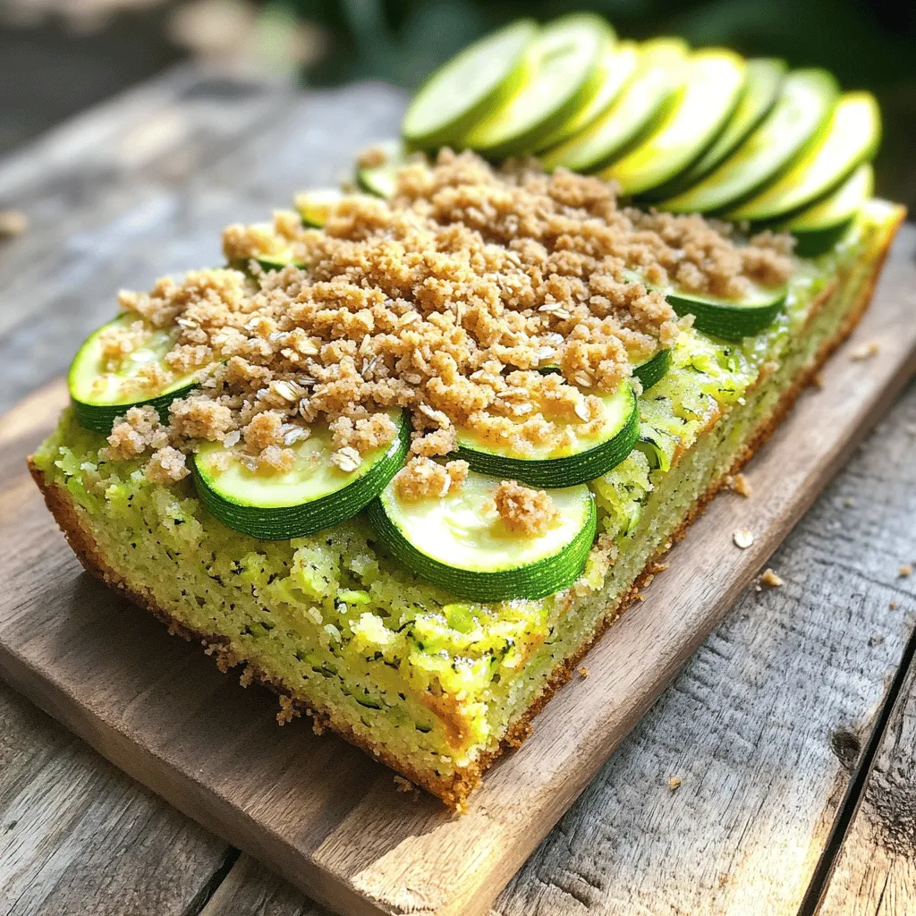 Zucchini Bread with Crumble Topping Delightful Recipe