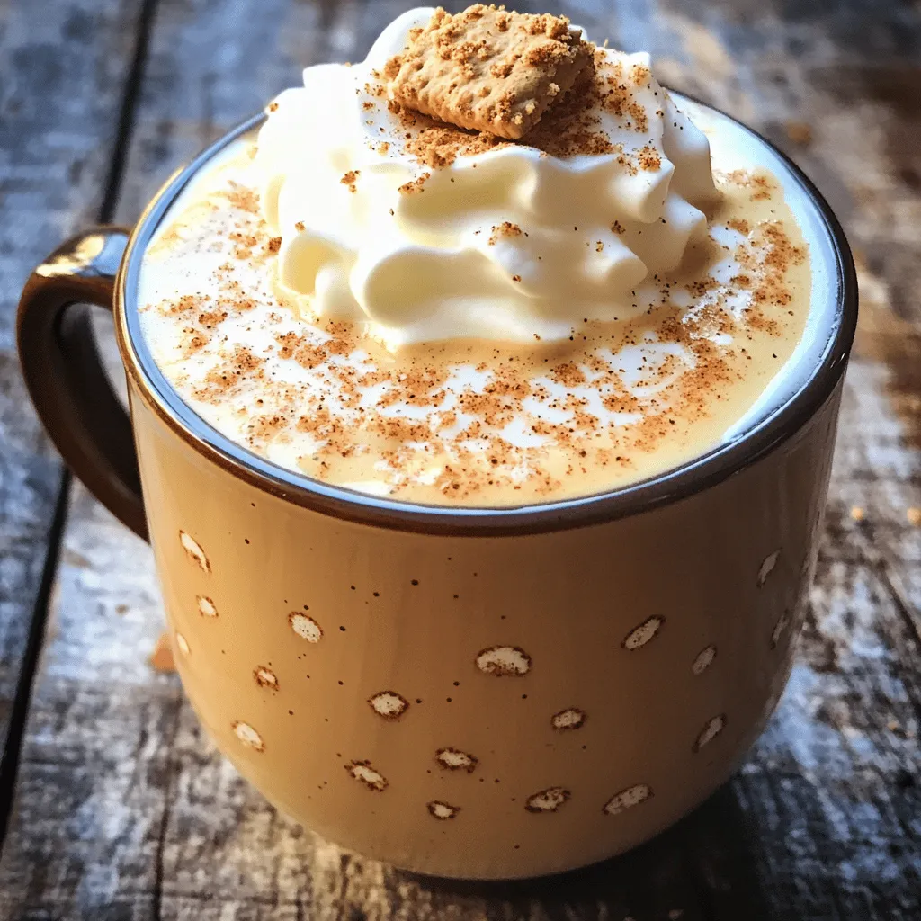 To make the perfect Cozy Gingerbread Latte, you need a few key items: - 1 cup milk (choose your favorite: dairy or non-dairy) - 1 cup strong brewed coffee or freshly pulled espresso - 2 tablespoons gingerbread syrup (store-bought or homemade) - 1/4 teaspoon ground cinnamon - 1/4 teaspoon ground ginger - 1/8 teaspoon ground nutmeg These ingredients work together to create a warm, spicy drink. The gingerbread syrup adds sweetness and rich flavor. The spices bring warmth and depth. You can add some fun touches to your latte with optional garnishes: - 1 tablespoon whipped cream (for a creamy treat) - A sprinkle of ground cinnamon - Crushed graham crackers These garnishes not only look pretty but also enhance the flavor. Whipped cream makes it feel extra special. The graham crackers add a nice crunch. If you want a dairy-free option, try these milk alternatives: - Almond milk - Oat milk - Coconut milk Each milk type gives a different taste and texture. Almond milk is light and nutty. Oat milk is creamy and smooth. Coconut milk adds a tropical twist. Choose what you like best for your Cozy Gingerbread Latte. For the full recipe, check the section above! To start, grab a small saucepan and pour in your milk. You can use dairy or any non-dairy milk you like. Heat the milk over medium heat. Watch it carefully and stir it often. You want it warm but not boiling. When the milk starts to steam, it’s ready! Now, use a milk frother or a whisk to froth the milk. Make it creamy and foamy. This gives your latte a nice touch. While the milk heats, it’s time to brew your coffee or espresso. You want it strong and fresh. If you're using coffee, brew one cup. If you have an espresso machine, pull a fresh shot. The rich aroma will fill your kitchen and make you excited for your cozy drink. In a large mug, mix your brewed coffee with two tablespoons of gingerbread syrup. Add in your ground cinnamon, ground ginger, and nutmeg. Stir well to blend all the flavors. This mix brings warmth and spice to your latte. Next, pour the frothed milk into this mixture. Use a spoon to hold back the foam until the end. This way, you’ll have a lovely layer of froth on top. If you want to treat yourself, add a tablespoon of whipped cream on top. Finish it with a sprinkle of ground cinnamon or crushed graham crackers. Serve your gingerbread latte warm and enjoy every sip! For the complete guide, check the Full Recipe. Frothing milk adds a special touch to your latte. To froth like a pro, heat your milk first. Use a small saucepan. Heat it on medium, stirring often. Aim for steaming hot, not boiling. Once heated, use a milk frother or a whisk. Move it up and down quickly. This creates bubbles and makes the milk creamy. The goal is a nice foam on top. Practice makes perfect, so don't worry if it takes time. Spices can make your gingerbread latte shine. Start with ground cinnamon, ginger, and nutmeg. These spices bring warmth and depth. They also give the drink that cozy feel. You can adjust the amounts to suit your taste. If you like it spicier, add more ginger or cinnamon. For a fun twist, try adding a pinch of cloves or allspice. This will give your latte a unique flavor that stands out. Sweetness is key to a great gingerbread latte. Use gingerbread syrup for that signature taste. You can make your own or buy it from a store. Start with two tablespoons and taste it. If you want it sweeter, add more. You can also use sugar or honey as alternatives. Just remember to stir well. This ensures that the sweetness blends nicely with the spices and coffee. Enjoy adjusting the flavors until you find your perfect balance. For the complete detailed preparation, check the Full Recipe. {{image_4}} You can enjoy a gingerbread latte without dairy. Use almond, oat, or coconut milk instead. Each choice adds a unique taste. Almond milk gives a nutty flavor. Oat milk is creamy and thick. Coconut milk adds a tropical twist. Select what you love most to make it your own. If you want to mix things up, try different spices. Instead of ginger or nutmeg, use cardamom or allspice. A pinch of clove also works well. These spices give a warm, cozy taste. Experiment with the amounts until you find your favorite blend. This way, every sip feels special. An iced version is perfect for warmer days. Start with cooled coffee or espresso. Use cold milk or your favorite dairy-free option. Mix in gingerbread syrup and spices just like the hot latte. Pour it over ice in a tall glass. For extra fun, add whipped cream on top. Enjoy this refreshing twist on a classic drink! For the full recipe, refer back to the Cozy Gingerbread Latte section. Store any leftover gingerbread syrup in a clean jar. Make sure the lid is tight. Keep it in the fridge for up to two weeks. This will keep the syrup fresh and tasty. You can use it for other drinks or desserts too. If you have extra milk or coffee, store them in separate containers. Seal the milk tightly and keep it in the fridge. The coffee can go in a jar or a pitcher. Use it within a few days for best flavor. To reheat your gingerbread latte, pour it back into a pot. Heat it gently over low heat. Stir it often to avoid burning. You can also use a microwave, but do it in short bursts. Heat it for about 30 seconds at a time. Stop when it's warm enough for you. Add fresh whipped cream and a sprinkle of cinnamon for a treat! A gingerbread latte has a few simple ingredients. It includes strong brewed coffee or espresso, milk, and gingerbread syrup. You can make your syrup or buy it from the store. Spices like cinnamon, ginger, and nutmeg add warmth. The drink is often topped with whipped cream and a sprinkle of cinnamon or crushed graham crackers. Each sip brings cozy holiday flavors. Yes, making gingerbread syrup at home is easy! You need sugar, water, and spices. Combine equal parts sugar and water in a pot. Heat until the sugar dissolves. Then, add ginger, cinnamon, and nutmeg. Let it simmer for a few minutes. Cool the mixture before using it in your latte. This homemade syrup adds a personal touch to your drink. You can adjust the sweetness based on your taste. Start by adding less gingerbread syrup. Taste your latte and add more if you like. You can also use a different sweetener like honey or maple syrup. Each option gives a unique flavor. Experiment until you find the perfect balance for your cozy gingerbread latte. Enjoy it just the way you like! In this blog post, we explored how to create a cozy gingerbread latte. We looked at key ingredients, step-by-step instructions, and tips for frothing milk. You learned about fun variations and how to store your syrup and latte. My final thought? Making a gingerbread latte at home can bring warmth and joy to your day. Try out your favorite flavors and enjoy!