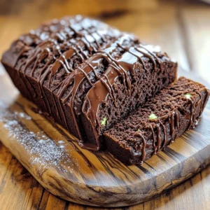 To make super moist chocolate zucchini bread, gather these simple ingredients: - 1 medium zucchini (approximately 1 cup when grated) - 1 cup all-purpose flour - 1/2 cup unsweetened cocoa powder - 1 cup granulated sugar - 1/2 cup packed brown sugar - 1/2 cup vegetable oil (or melted coconut oil for a tropical twist) - 2 large eggs - 1 teaspoon pure vanilla extract - 1 teaspoon baking soda - 1/2 teaspoon baking powder - 1/4 teaspoon salt - 1/2 cup semi-sweet or dark chocolate chips - Optional: 1/4 cup chopped nuts (such as walnuts or pecans) You can swap some of these ingredients for different options. For a healthier choice, use whole wheat flour instead of all-purpose flour. You can also try using applesauce or yogurt in place of oil for a lower-fat version. If you avoid eggs, consider using flaxseed meal mixed with water as a substitute. This will help bind the bread while adding fiber. - Zucchini: Grate the zucchini and squeeze out excess moisture using a clean kitchen towel. This helps keep the bread from becoming soggy. - Cocoa Powder: Use high-quality unsweetened cocoa powder for the best flavor. It makes a big difference! - Sugar: For a richer taste, try using brown sugar. It adds a nice depth to the bread. - Oil: If you use melted coconut oil, let it cool down slightly before mixing. This prevents cooking the eggs in the batter. - Chocolate Chips: Choose semi-sweet or dark chocolate chips for a more decadent treat. You can mix in some nuts for extra crunch if you like. For the full recipe, check the Super Moist Chocolate Zucchini Bread section. First, gather your ingredients. Start by grating the zucchini. You need about one cup. This adds moisture and flavor to your bread. In a large bowl, mix the grated zucchini, granulated sugar, brown sugar, vegetable oil, eggs, and vanilla extract. Use a whisk to blend everything well. Make sure the sugars dissolve completely. In another bowl, combine flour, cocoa powder, baking soda, baking powder, and salt. Whisk these dry ingredients together until they mix evenly. Now, slowly add the dry mix to the wet ingredients. Fold gently with a spatula. Be careful not to overmix; some lumps are okay. Finally, fold in the chocolate chips and nuts if you like. Your batter is now ready! Next, preheat your oven to 350°F (175°C). Prepare a 9x5-inch loaf pan by greasing it with butter or oil. Dust it with flour or use parchment paper for easy removal. Pour your batter into the pan, smoothing the top with a spatula. This helps the bread bake evenly. Place the pan in the oven and bake for 50 to 60 minutes. The sweet smell will fill your kitchen as it bakes. To check if the bread is ready, insert a toothpick into the center. If it comes out clean or with a few moist crumbs, it’s done! If the toothpick comes out wet, bake for a few more minutes. Once baked, take the bread out of the oven. Let it cool in the pan for about 10 minutes. Then, transfer it to a wire rack to cool completely. You’ll want to wait before slicing into this delicious treat! For the full recipe, check the section above. To keep your chocolate zucchini bread super moist, start with fresh zucchini. Grate it finely and squeeze out any excess water. This helps keep the bread light, but still moist. Another tip is to use oil instead of butter. Oil adds moisture that helps the bread stay soft. Lastly, don’t bake it too long. Overbaking can dry it out. Check it a few minutes before the time is up. One common mistake is overmixing the batter. Mix just until the flour disappears; lumps are fine. Another mistake is not measuring ingredients properly. Always use the right tools, like dry measuring cups for flour and cocoa. Make sure your baking soda and powder are fresh. Old leavening agents can make the bread dense. Lastly, use a toothpick to check for doneness. If it comes out with wet batter, it needs more time. For a lovely presentation, slice your bread evenly. Arrange the slices on a nice platter. You can add a drizzle of melted chocolate on top for a gourmet look. A light dusting of powdered sugar also adds a sweet touch. If you want to impress, serve each slice with a dollop of whipped cream. This will elevate your dish and make it more inviting. For the full recipe, check out the details above. {{image_4}} You can play with flavors to make this bread special. Adding spices like cinnamon or nutmeg can warm up the taste. A splash of almond extract adds a nice twist. You can even mix in some espresso powder for a rich touch. These additions help balance the sweetness and enhance the chocolate flavor. For a healthier version, swap all-purpose flour for whole wheat flour. This change adds fiber and nutrients. You might also try using applesauce instead of oil. This keeps the bread moist while cutting down on fat. Sweeteners like honey or maple syrup can replace granulated sugar, adding unique flavor notes. Each season brings a chance to change this recipe. In fall, add pumpkin puree for a festive twist. This adds moisture and flavor. You can also mix in spices like cinnamon and cloves for that cozy vibe. In spring, consider adding chopped strawberries or raspberries for a fresh taste. This keeps your chocolate zucchini bread exciting all year round. For the complete recipe, check out the [Full Recipe]. To keep your chocolate zucchini bread fresh, store it in a cool place. Wrap it tightly in plastic wrap or place it in an airtight container. This keeps moisture in and prevents it from drying out. If you plan to eat it within a few days, the counter is fine. For longer storage, the fridge is your best bet. Freezing is a great option if you want to save some for later. First, let the bread cool completely. Then, wrap it well in plastic wrap and aluminum foil. This protects it from freezer burn. You can freeze it for up to three months. When you’re ready to enjoy, thaw it in the fridge overnight. If your bread is a day old, don’t worry! You can bring back some of its moisture. Preheat your oven to 350°F (175°C). Place the bread on a baking sheet. Heat it for about 10 minutes. This warms it up and makes it taste fresh again. You can also slice it and toast it for a crunchy treat. Enjoy your delicious chocolate zucchini bread with a cup of coffee or tea! Yes, you can use frozen zucchini. Just thaw it first and drain any extra water. This helps keep your bread from becoming soggy. Frozen zucchini works well because it still has all the flavor and nutrients. To check if the bread is done, use a toothpick. Insert it into the center of the loaf. If it comes out clean or with a few moist crumbs, it is ready. If there is wet batter on the toothpick, bake it a little longer. Keep an eye on it to avoid overbaking. You can use applesauce or mashed banana as a substitute for eggs. Use 1/4 cup of either for each egg you replace. This will keep your bread moist and add a hint of sweetness. Another option is to use flaxseed meal. Mix one tablespoon of flaxseed meal with two and a half tablespoons of water, and let it sit for a few minutes before adding it to the batter. This also works well for binding. For the full recipe, check out the Super Moist Chocolate Zucchini Bread. This blog post covered key points for making chocolate zucchini bread. We explored main ingredients and their alternatives, along with helpful prep tips. Step-by-step, you learned to create the batter, bake successfully, and check for doneness. I shared vital tips for keeping the bread moist, avoiding mistakes, and presenting it well. Variations let you customize flavors and use healthier options. Finally, I provided storage tips to keep your bread fresh. Embrace these ideas and enjoy delicious baking!