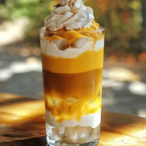 To make Iced Pumpkin Cream Chai Tea, gather these ingredients: - 2 cups strong brewed chai tea - 1/2 cup pumpkin puree - 1/4 cup milk (your choice of dairy or non-dairy) - 1/4 cup heavy cream (or substitute with coconut cream) - 2 tablespoons maple syrup (adjust to taste) - 1 teaspoon pumpkin pie spice (plus extra for garnish) - Ice cubes - Whipped cream (optional, for topping) This drink is rich in flavor and nutrients. Here’s what you get per serving: - Calories: Approximately 200-250 - Protein: 3-5 grams - Fat: 10-15 grams - Carbohydrates: 25-30 grams - Fiber: 2 grams Enjoying this drink gives you a nice boost of energy. The pumpkin adds fiber and vitamins, while chai offers antioxidants. You can swap ingredients to fit your tastes or needs: - Chai tea: Use rooibos tea for a caffeine-free option. - Pumpkin puree: Substitute with sweet potato puree for a different flavor. - Milk: Use almond, oat, or soy milk for dairy-free choices. - Heavy cream: Coconut cream gives a nice vegan alternative. - Maple syrup: Honey or agave syrup can replace maple syrup. - Pumpkin pie spice: Use cinnamon, nutmeg, or allspice if you need. These swaps let you customize the drink while keeping it tasty. You can make this recipe your own with simple changes. Now, let’s get ready for a delicious drink! For the full recipe, check out the [Full Recipe]. To begin, brew the chai tea. I recommend using two cups of strong chai tea. Use extra tea bags or loose leaf for a bold flavor. Follow the package instructions closely. After brewing, let the tea cool to room temperature. You can speed this up by placing it in the fridge for a bit. Next, prepare the pumpkin cream mixture. In a medium bowl, mix together the following: - 1/2 cup pumpkin puree - 1/4 cup milk (your choice) - 1/4 cup heavy cream (or coconut cream) - 2 tablespoons maple syrup (tweak to taste) - 1 teaspoon pumpkin pie spice Whisk these ingredients together until smooth. The mixture should be velvety and rich. Taste it and adjust the sweetness or spice as you like. Now, it’s time to assemble your drink. Grab a tall glass and fill it with ice cubes. Once the chai tea is cool, pour it over the ice, filling the glass about two-thirds full. Next, take the pumpkin cream mixture and spoon it gently over the chai tea. Watch as it floats! This makes a lovely layered drink. For an extra treat, add a dollop of whipped cream on top. Finish with a sprinkle of pumpkin pie spice for that fall vibe. To drink, give it a gentle stir to mix the layers, or enjoy the beautiful look as you sip. You can find the full recipe easily to follow along! To make your Iced Pumpkin Cream Chai Tea taste amazing, start with strong chai tea. Use double the amount of tea bags or loose leaf for a bold flavor. Let the tea cool before adding the pumpkin cream. This helps keep the drink refreshing. Mixing pumpkin puree with milk and cream creates a smooth blend. Whisk it well to avoid lumps. Taste it! Adjust the maple syrup and pumpkin pie spice to match your liking. Serve your drink in a tall glass filled with ice. Pour in the cooled chai tea, then add the pumpkin cream mixture on top. This creates a lovely layered look. For a fun touch, top it with whipped cream. A sprinkle of pumpkin pie spice on top makes it festive. Use a straw or spoon to mix it up before drinking. Share it with friends or enjoy it solo while relaxing. You can prepare the chai tea and pumpkin cream mix ahead. Brew the tea and chill it overnight. Prepare the pumpkin cream mixture and store it in the fridge. When you're ready, just pour the tea over ice and add the cream. This saves time and keeps your drink cool. You can also make a batch for a gathering. Just double the recipe for more servings. Enjoy every sip of this delightful fall drink! {{image_4}} You can easily make this drink vegan. Just swap the milk and cream with non-dairy options. Almond, oat, or soy milk works great. For the cream, use coconut cream. This keeps the rich flavor while being plant-based. You still get that pumpkin spice goodness without using any dairy. If you want to change the sweetness, try different sweeteners. Agave syrup, honey, or stevia can replace maple syrup. Adjust the amount to fit your taste. Each sweetener adds a unique flavor twist, so feel free to experiment. Less sugar can still give you a tasty drink. Want to change up the spices? You can! Try adding cinnamon, nutmeg, or ginger. Each spice brings its own warmth. For a spicy kick, add a pinch of cayenne pepper. Just a little can make your drink exciting. Mix and match spices for a unique flavor profile. For the full recipe, check out the main section on ingredients. To store any leftover Iced Pumpkin Cream Chai Tea, pour it into a sealed container. This keeps the drink fresh for up to three days in the fridge. If you plan to enjoy it later, do not add whipped cream until serving. If you have leftover chai tea, you can warm it up. Pour it into a pot and heat it on low. Stir it gently and avoid boiling. Once it's warm, you can add the pumpkin cream mix or enjoy it plain. You can freeze the chai tea base if you want to save it for later. Pour it into an ice cube tray and freeze until solid. Once frozen, pop the cubes into a bag. This gives you ready-made chai that you can blend with fresh pumpkin cream later. Avoid freezing the cream mixture, as it may change texture when thawed. Iced Pumpkin Cream Chai Tea is a cool drink that mixes chai tea with pumpkin and cream. It has warm spices, sweet pumpkin, and a rich creaminess. This drink is perfect for fall, making it a comforting choice on warm days. Yes, you can use any milk you like! Dairy milk, almond milk, or oat milk all work well. Each type of milk gives a different flavor and texture, so choose what you enjoy most. To reduce the sweetness, cut back on maple syrup. You can also skip the whipped cream or use unsweetened milk. Adjusting the pumpkin pie spice can also help balance the flavors without adding sugar. You can find Iced Pumpkin Cream Chai Tea at coffee shops, especially in fall. Many cafes offer seasonal drinks. You can also make it at home with the full recipe I shared above. - Chai Tea: Contains antioxidants and can boost heart health. - Pumpkin: Rich in vitamins A and C, good for your skin and vision. - Maple Syrup: Offers minerals like zinc and manganese, better than refined sugar. - Milk: Provides calcium and vitamin D for strong bones. Absolutely! If you have pre-made chai tea, just use that instead of brewing your own. This saves time and still gives the same great flavor. Just make sure it is strong for the best taste. Iced Pumpkin Cream Chai Tea is a fun and tasty drink. We discussed the key ingredients, including swaps for those you might not have. I shared easy steps to brew and prepare your chai. Tips helped you learn how to add great flavor. You found ways to make this drink vegan or adjust its sweetness. Enjoy making this drink at home. It's easy, fun, and perfect for fall!