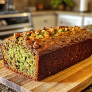 To make Joanna Gaines's zucchini bread, gather these key ingredients: - 2 cups grated zucchini (about 1 medium zucchini) - 1 ½ cups all-purpose flour - 1 teaspoon baking soda - ½ teaspoon baking powder - 1 teaspoon ground cinnamon - ½ teaspoon ground nutmeg - ½ teaspoon salt - 1 cup granulated sugar - 2 large eggs - ⅓ cup vegetable oil - 1 teaspoon vanilla extract - ½ cup chopped walnuts or pecans (optional) - ½ cup chocolate chips (optional) You can customize this recipe with some fun add-ins. Here are a few ideas: - Chopped nuts add a nice crunch. - Chocolate chips bring a sweet twist. - Dried fruits like raisins or cranberries can add flavor too. Feel free to mix and match these options to find what you love best! When choosing zucchini, look for these tips: - Pick zucchini that feels firm and heavy. - Look for smooth skin without blemishes. - Choose smaller zucchinis for better flavor and texture. - If possible, opt for organic zucchini to avoid pesticides. Fresh zucchini will give your bread a moist and tasty base. Enjoy the process! Start by washing your zucchini well. Grate it using a box grater or a food processor. You need about 2 cups of grated zucchini. Place the zucchini in a bowl, sprinkle with a pinch of salt, and let it sit for ten minutes. This helps draw out excess moisture. After that, take a clean kitchen towel and squeeze out any extra liquid. This step is key to preventing soggy bread. In a medium bowl, whisk together the dry ingredients. Combine 1 ½ cups of flour, 1 teaspoon of baking soda, ½ teaspoon of baking powder, 1 teaspoon of ground cinnamon, ½ teaspoon of ground nutmeg, and ½ teaspoon of salt. Make sure these ingredients are mixed well. This blend will give your bread a perfect rise and great flavor. Now, grab a large bowl. Beat 1 cup of granulated sugar and 2 large eggs together. Use a hand mixer or whisk until the mixture is light and fluffy. This should take about 2-3 minutes. Slowly add in ⅓ cup of vegetable oil while mixing. Finally, stir in 1 teaspoon of vanilla extract. This adds a lovely aroma and sweetness to the bread. Now it’s time to combine the mixtures. Carefully fold the dry ingredients into the wet mixture. Use a spatula and mix until just combined. Avoid overmixing; this keeps the bread light and fluffy. Then, gently fold in the grated zucchini. If you’d like, you can add in ½ cup of chopped walnuts or chocolate chips for extra flavor. Pour the batter into a greased or lined 9x5 inch loaf pan. Smooth the top with a spatula. Preheat your oven to 350°F (175°C). Bake the bread for 50-60 minutes. To check if it’s done, insert a toothpick into the center. If it comes out clean, the bread is ready. Allow it to cool in the pan for about 10 minutes before transferring it to a wire rack. Let it cool completely before slicing. Enjoy your delicious creation! To keep your zucchini bread from being soggy, start with the water in the zucchini. After grating, sprinkle a bit of salt on the zucchini and let it sit. This helps draw out excess moisture. Then, use a towel to squeeze out the liquid. This step is key! If you skip it, your bread might turn out wet and dense. The toothpick test is simple but effective. After baking for about 50 minutes, insert a toothpick into the center of your bread. If it comes out clean, your bread is ready. If it has wet batter on it, bake for a few more minutes. Check every five minutes until it’s done. This way, you avoid undercooking your bread! Greasing the pan well makes it easy to remove the bread later. Use butter or vegetable oil to coat the inside of the pan. You can also use parchment paper for added ease. Line the bottom and sides, making sure it hangs over the edges. This helps lift the bread out cleanly once it cools. By following these tips, you can enjoy perfect zucchini bread each time! You can find the full recipe for Joanna Gaines’s Zucchini Bread [here]. {{image_4}} You can easily change the taste of your zucchini bread by adding nuts. Walnuts and pecans work well. They add a nice crunch and flavor. Chop them up and fold them into the batter. You can use about half a cup. If you want a sweeter twist, try adding chocolate chips instead. Mix them in with the nuts for a fun treat. Fruits and spices can make your zucchini bread unique. Think about adding dried fruits like raisins or cranberries. They add a burst of sweetness. You can also add spices like ginger or cardamom for extra warmth. Just remember to keep the total amount of mix-ins balanced. This way, the bread stays moist and tasty. If you want a gluten-free option, swap the all-purpose flour. Use a gluten-free flour blend instead. Make sure it has a mix of flours like almond or coconut. This change will give the bread a different texture. It may be denser, but it will still taste great. Always check the labels to ensure the flour is gluten-free. For more details, check the Full Recipe. Store leftover zucchini bread in an airtight container. This keeps it fresh. You can also wrap it tightly in plastic wrap. Keep it at room temperature for up to three days. If you live in a warm place, the fridge may help. However, the cold can change the bread's texture. To freeze zucchini bread, first let it cool completely. Then, wrap it in plastic wrap. Follow that with aluminum foil for extra protection. You can store it in the freezer for about three months. When you want to enjoy it, just thaw it in the fridge overnight. To reheat, slice the bread for even warming. You can warm it in an oven at 350°F for about 10-15 minutes. If you prefer the microwave, heat it for about 20 seconds. Enjoy it warm with butter or your favorite spread. This makes each slice taste fresh and delightful. Zucchini bread lasts about 1 week at room temperature. Store it in an airtight container. If you want it to last longer, put it in the fridge. This can keep it fresh for up to 2 weeks. You can also freeze zucchini bread for up to 3 months. Just wrap it tightly in plastic wrap and foil. Yes, you can use yellow squash as a substitute for zucchini. They taste similar and have a similar texture. Just prepare it the same way. Grate it and squeeze out the extra moisture before mixing it into your batter. If your zucchini bread is too dense, check your mixing method. Overmixing can cause this issue. Make sure to fold the wet and dry ingredients gently. You can also add a bit more baking soda to give it a lift. You can definitely make muffins instead of a loaf. Just pour the batter into a muffin tin. Bake at the same temperature but check for doneness earlier, around 20-25 minutes. This way, you can enjoy smaller, easier-to-eat portions. The best way to serve Joanna Gaines’s Zucchini Bread is warm. Slice it and spread on some butter or cream cheese. You can also top it with fresh herbs or a light dusting of powdered sugar. This adds a nice touch and makes it even more delightful. For the full recipe, check out the details above. In this post, we covered making zucchini bread from start to finish. We explored key ingredients and tips for picking fresh zucchini. I shared step-by-step instructions for mixing and baking. You learned tricks to avoid soggy bread. We also discussed tasty variations and smart storage tips. Remember, zucchini bread is easy to make and fun to customize. Use these tips to create a delicious treat every time. Enjoy your baking journey!