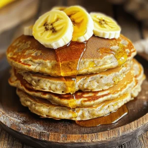 - Ripe banana - Rolled oats - Large eggs You need just three main items to make these pancakes. A ripe banana gives sweetness and moisture. This banana should be soft and spotty for the best flavor. Next, you will use rolled oats. These oats are the base of our pancake mix. Lastly, you will add large eggs. They help bind everything together and add protein. - Maple syrup - Honey - Fresh fruit - Yogurt Toppings can take your pancakes to the next level. Maple syrup adds a sweet touch that many love. Honey is another option for sweetness. Fresh fruit like berries or banana slices adds flavor and color. Lastly, a dollop of yogurt can add creaminess and a tangy taste. You can mix and match these toppings based on what you like. For the full recipe, check out the details above. First, place rolled oats in a blender or food processor. Blend them on high until they turn into a fine flour. This usually takes about 30 seconds to 1 minute. Make sure there are no large chunks left. This oat flour is the base for your pancakes. Next, take a ripe banana and place it in a mixing bowl. Use a fork or potato masher to crush it. Aim for a smooth texture. This creamy banana helps bind the pancakes together and adds natural sweetness. Now, add the oat flour and two large eggs to the mashed banana. Mix everything together until smooth. Stir vigorously to ensure all ingredients blend well. Let the batter rest for 5 minutes. This helps thicken it a bit, making your pancakes fluffier. While the batter rests, preheat your non-stick skillet over medium heat. Lightly grease it with a small amount of oil or cooking spray. This prevents pancakes from sticking and helps them cook evenly. After the skillet is hot, pour about 1/4 cup of batter for each pancake. Cook for 2-3 minutes until bubbles form on the surface. You’ll notice the edges start to set. This is a good sign that it’s time to flip. Carefully flip the pancakes using a spatula. Cook for another 2-3 minutes until both sides are golden brown. Once done, stack the pancakes on a plate. You can add your choice of toppings, like maple syrup or fresh fruit. Enjoy your delicious breakfast! For the full recipe, check out the details above. Letting the batter rest is key for fluffy pancakes. When you allow the batter to sit for 5 minutes, it thickens. This helps create a lighter texture. The oats soak up some moisture, which makes the pancakes rise better when cooked. Getting the heat just right is crucial. I recommend using medium heat. If the skillet is too hot, the pancakes may burn on the outside and stay raw inside. If it's too low, the pancakes will cook slowly and may not brown nicely. A good test is to sprinkle a few drops of water on the skillet. If they dance and evaporate quickly, the heat is perfect. To prevent sticking, grease the skillet well. I use a small amount of oil or cooking spray. Make sure to coat the surface evenly. This simple step helps the pancakes flip easily and stay intact. You can also use a non-stick skillet for even better results. For the full recipe, you can refer to the detailed instructions provided earlier. {{image_4}} You can easily change the taste of your pancakes. Try adding spices like cinnamon or nutmeg. These spices add warmth and depth. Just a pinch can make a big difference. Mix in half a teaspoon of cinnamon for a cozy touch. If you want a bit more zing, try nutmeg. It adds a unique flavor that pairs well with bananas. If you need a gluten-free option, you can substitute oats. Use gluten-free rolled oats or oat flour. Both options work well and keep the pancakes light. If you want to try something different, consider using almond flour. It gives the pancakes a nutty flavor and is great for gluten-free diets. For added texture, think about mix-ins. You can toss in chocolate chips or nuts. Chocolate chips make for a sweet treat that kids love. Nuts add a crunchy element that can enhance the flavor. Try walnuts or pecans for a nice twist. Just remember to fold them into the batter gently, so they mix well without breaking apart the pancake. For the full recipe, check out the [Full Recipe]. To store leftovers in the refrigerator, wait for the pancakes to cool. Place them in an airtight container. This keeps them fresh for 2 to 3 days. You can also use parchment paper between pancakes to prevent sticking. When you're ready to eat, just take out what you need. To freeze pancakes, stack them with parchment paper in between. Place the stack in a freezer-safe bag or container. Squeeze out the air to avoid freezer burn. You can freeze them for up to 3 months. This way, you always have a quick breakfast option ready. To reheat pancakes, you can use a microwave or a skillet. In the microwave, place a pancake on a plate and cover it with a damp paper towel. Heat for about 20 seconds. If using a skillet, warm it on low heat for 1-2 minutes on each side. This keeps the pancakes fluffy and soft. Enjoy them warm, just like fresh! You can use instant oats, but the texture will change. Instant oats are finer and can make the pancakes less fluffy. If you want a thicker pancake, stick with rolled oats. They provide a chewier texture that feels great in each bite. If you have no rolled oats, you can use instant oats. Just be aware that they may not give you the same fluffiness. To keep your pancakes fresh, place them in an airtight container. This helps prevent them from drying out. You can store them in the fridge for about 3 days. If you want to keep them longer, freeze them. Layer the pancakes with parchment paper to avoid sticking. They can last up to 2 months in the freezer. Yes, you can make these pancakes vegan! Instead of eggs, you can use flaxseed meal or applesauce. For flaxseed, mix 1 tablespoon with 2.5 tablespoons of water. Let it sit for about 5 minutes until thick. For applesauce, use 1/4 cup to replace both eggs. This makes the pancakes moist and delicious. To boost the nutrition, you can add extras like chia seeds or ground flaxseed. These add fiber and healthy fats. You could also mix in some spinach or grated carrots for more vitamins. If you want protein, consider adding a scoop of protein powder. These small changes can make your pancakes even better for you! These pancakes are great on their own, but you can add a few sides. Sliced fruit like strawberries or blueberries enhances the flavor. A drizzle of maple syrup or honey adds sweetness. For a protein kick, serve with Greek yogurt. You might also enjoy a glass of fresh orange juice or a hot cup of coffee with your meal. Banana oatmeal pancakes are easy and healthy. You learned about the main ingredients and how to make them step by step. We covered tips for fluffiness and variations to keep things fun. Don’t forget proper storage to enjoy them later. You can also ask questions to improve your pancakes. With this guide, you're ready to start cooking. Enjoy your pancakes and make them your own!