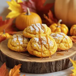 To create these delightful maple pumpkin cookies, you need a few simple ingredients. Here’s the list: - 1 cup pumpkin puree - 1/2 cup unsalted butter - 1/2 cup granulated sugar - 1/2 cup packed brown sugar - 1/4 cup pure maple syrup - 1 large egg - 1 teaspoon vanilla extract - 2 cups all-purpose flour - 1 teaspoon baking soda - 1 teaspoon baking powder - 1 teaspoon ground cinnamon - 1/2 teaspoon ground ginger - 1/4 teaspoon ground nutmeg - 1/4 teaspoon salt - 1 cup chopped pecans or walnuts (optional) - 1/2 cup chocolate chips (optional) Each ingredient plays a key role in making these cookies soft, sweet, and packed with fall flavors. Pumpkin puree brings moisture and a rich taste. The butter adds creaminess, while the sugars give that perfect sweetness. Maple syrup adds a unique twist, enhancing the autumn vibe. As for spices, cinnamon, ginger, and nutmeg create warmth and depth in each bite. You can also add pecans or walnuts for a delightful crunch. Chocolate chips can bring a sweet touch, but they are optional. Using these quality ingredients will ensure that your cookies stand out. For the complete steps on how to make them, check the Full Recipe. - Preheat the oven to 350°F (175°C). - Prepare baking sheets with parchment paper. This helps cookies not stick. - Cream butter and sugars until light and fluffy. - Add pumpkin puree, maple syrup, egg, and vanilla. Mix until smooth. - Whisk together flour, baking soda, baking powder, and spices. - Make sure everything is well mixed for even flavor. - Gradually mix dry ingredients into the wet mixture. - Fold in optional ingredients like nuts and chocolate chips for extra fun. - Drop rounded dough onto baking sheets, spaced out for spreading. - Bake for 12-15 minutes until golden. The cookies will be soft in the center. For the full recipe, check out the autumn bliss maple pumpkin cookies. Enjoy making these delicious treats! To create light and fluffy cookies, avoid overmixing the dough. Mix just until the flour blends in. This keeps the cookies soft and airy. Also, keep a close eye on the baking time. Bake them for 12-15 minutes and check for softness. They should be golden on the outside but still soft in the center. Use high-quality maple syrup for the best taste. The pure syrup adds a rich depth to the cookies. You can also try adding a dash of vanilla or almond extract. Both options give a lovely twist to the cookie flavor. Experiment with these to find your perfect mix! For a stunning presentation, drizzle extra maple syrup over the cookies when serving. This adds a sweet touch and looks beautiful. Serve them on rustic wooden platters. Add autumn leaves or small decorative pumpkins for a cozy fall vibe. These details make your cookies look as good as they taste. For the full recipe, check out the Autumn Bliss Maple Pumpkin Cookies. {{image_4}} You can make these cookies gluten-free! Use almond flour or coconut flour instead of all-purpose flour. Almond flour adds a nice nutty flavor, while coconut flour makes them light. When using these flours, use less since they absorb more liquid. A good rule is to use about 1.5 cups of almond flour or 1 cup of coconut flour. Mix well to keep the cookies soft. If you want vegan cookies, it’s easy! Replace the butter with coconut oil. This gives a rich taste and keeps them moist. For the egg, use flaxseed. Mix one tablespoon of flaxseed meal with three tablespoons of water. Let it sit for five minutes; it will thicken and act like an egg. These swaps make the cookies tasty and friendly for all diets. Want to change up the taste? Add allspice or cardamom to your mix. Just a pinch can bring warmth and depth. You can also stir in dried cranberries for a tart bite or white chocolate chips for sweetness. These extras make your cookies unique and fun. You can find the full recipe for these delightful twists in the link above! To keep your maple pumpkin cookies fresh, store them at room temperature. Place the cookies in an airtight container. This helps maintain their soft texture. They will stay good for about one week. If you want to keep them longer, freeze the cookies. Just wrap each cookie in plastic wrap and place them in a freezer bag. They can last up to three months in the freezer. If you want to warm up your cookies, do it gently. Preheat your oven to 300°F (150°C). Place the cookies on a baking sheet. Heat them for about 5-10 minutes. This will make them warm and soft again. You can also use a microwave. Heat them for 10-15 seconds. Just be careful not to overheat them, or they may turn tough. For the full recipe, check out the section above. Enjoy your delicious cookies! To make these cookies, follow these steps: 1. Preheat your oven to 350°F (175°C). Line two baking sheets with parchment paper. 2. In a large bowl, cream 1/2 cup of softened butter, 1/2 cup granulated sugar, and 1/2 cup brown sugar until light and fluffy. 3. Mix in 1 cup of pumpkin puree, 1/4 cup maple syrup, 1 large egg, and 1 teaspoon vanilla extract. Blend until smooth. 4. In another bowl, whisk together 2 cups of flour, 1 teaspoon baking soda, 1 teaspoon baking powder, 1 teaspoon cinnamon, 1/2 teaspoon ginger, 1/4 teaspoon nutmeg, and 1/4 teaspoon salt. 5. Slowly add the dry mix to the wet mix. Stir gently until combined. 6. If you want, fold in 1 cup of chopped nuts or 1/2 cup of chocolate chips. 7. Drop rounded balls of dough onto the sheets, spacing them 2 inches apart. 8. Bake for 12-15 minutes until golden at the edges but soft in the center. 9. Let the cookies cool on the sheets for 5 minutes, then move them to a wire rack. Enjoy your delicious cookies! If you lack pumpkin puree, you can use: - Applesauce: It adds moisture and sweetness. - Butternut squash puree: It has a similar texture and taste. - Sweet potato puree: This offers a rich flavor. - Carrot puree: This can work for a different twist. Making these at home is easy! Simply cook the vegetable until soft, then mash it until smooth. Yes, you can prepare the dough ahead. Just follow these tips: - Chill the dough: Wrap it in plastic and refrigerate for up to 3 days. - Freeze the dough: Form cookie balls and freeze them. Bake from frozen, adding a few extra minutes to the time. For baked cookies, store them in an airtight container for up to a week. This keeps them fresh and tasty. These cookies stay fresh for about a week at room temperature. To keep them longer: - Store in an airtight container to prevent them from drying out. - For longer storage, freeze them in a sealed bag for up to 3 months. Simply thaw them at room temperature before enjoying again. You now have all you need to make delicious Maple Pumpkin Cookies. We covered the ingredients, step-by-step instructions, and helpful tips to ensure perfect results. Remember to store them properly and try variations for different flavors. These cookies are great for sharing and enjoying any time. Making them can be fun, and they are sure to please everyone. Enjoy your baking adventure and the tasty treats that follow!