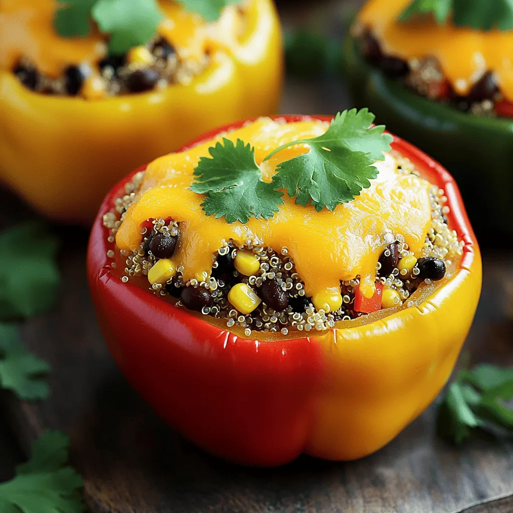 - Ingredients: - 4 large bell peppers (any color) - 1 cup cooked quinoa - 1 cup black beans, rinsed and drained - 1 cup corn (frozen or fresh) - 1 cup shredded cheddar cheese - 1 teaspoon cumin - 1 teaspoon paprika - 1 tablespoon olive oil - Salt and pepper to taste - Fresh cilantro, chopped, for garnish 1. Preheat your oven to 375°F (190°C). 2. Slice the tops off the bell peppers and remove the seeds. 3. In a bowl, mix cooked quinoa, black beans, corn, half of the cheese, cumin, paprika, olive oil, salt, and pepper. 4. Stuff each pepper with the mixture, packing it well. 5. Place the peppers upright in a baking dish. Cover with foil. 6. Bake for 25 minutes. Remove the foil and add the remaining cheese on top. 7. Bake for another 10 minutes until cheese is melted. 8. Garnish with fresh cilantro before serving. - Nutritional Information: - Servings: 4 - Prep Time: 15 min - Total Time: 40 min This dish is full of flavor and nutrients. The peppers are colorful and fun to eat. They are perfect for busy days. You can prepare them ahead and reheat for a quick lunch. Enjoy the cheesy goodness along with the healthy quinoa and beans. This recipe is a true delight! For the full details, check the [Full Recipe]. - 1 can chickpeas, rinsed and drained - 1 cup cherry tomatoes, halved - 1 cucumber, diced into small pieces - 1/2 red onion, finely chopped - 1/2 cup feta cheese, crumbled - 1/4 cup Kalamata olives, pitted and halved - 2 tablespoons olive oil - 1 tablespoon red wine vinegar - 1 teaspoon dried oregano - Salt and pepper to taste 1. In a large bowl, combine the rinsed chickpeas, cherry tomatoes, cucumber, red onion, crumbled feta cheese, and Kalamata olives. 2. In a small bowl, whisk together the olive oil, red wine vinegar, dried oregano, and a pinch of salt and pepper. 3. Pour the dressing over the salad and toss gently to mix. 4. For the best flavor, let the salad sit for about 10 minutes before serving. - Prep Time: 10 min - Total Time: 10 min - Servings: 2 servings This Mediterranean chickpea salad is bright and fresh. It packs great flavors and is easy to make. Perfect for a busy day, it offers a healthy balance of protein and veggies. You can enjoy it alone or pair it with your favorite dish. For a full recipe, check out the Cheesy Quinoa Stuffed Peppers. - 6 large eggs - 1 cup fresh spinach, chopped - 1/2 cup bell pepper, diced finely - 1/2 cup cherry tomatoes, halved - 1/2 cup cheese (choose between cheddar or feta) - Salt and pepper to taste - Olive oil spray or a light brush of oil for greasing To make savory egg muffins, you start by preheating your oven to 350°F (175°C). Lightly grease a muffin tin with olive oil spray. This helps to prevent sticking and makes clean-up easier. In a medium mixing bowl, whisk the eggs until well combined. Add a pinch of salt and pepper to taste. Then, fold in the chopped spinach, diced bell pepper, and cherry tomato halves. If you love cheese, mix in your choice of cheddar or feta. Stir everything until evenly mixed. Next, pour the egg mixture into the muffin cups. Fill them about 3/4 full to leave room for rising. Bake in the preheated oven for 20 to 25 minutes. You know they’re ready when they are firm and lightly golden on top. Once done, let the muffins cool for a few minutes in the tin. Then, gently remove them and serve warm. These muffins are great for breakfast or lunch. They also store well in the fridge for a quick snack. You can enjoy these savory egg muffins on their own or pair them with a fresh side salad. They make a fun and tasty option for busy days. For a complete recipe, check the Full Recipe section. {{image_4}} - 1 cup sushi rice, cooked and seasoned - 4 sheets nori (seaweed) - 1 cucumber, julienned - 1 carrot, julienned - 1 avocado, sliced - Soy sauce, for dipping - Pickled ginger, for serving - Wasabi, optional To make sushi rolls, you need to use sushi rice. It is sticky and holds together well. You should cook it according to the package instructions. Once done, let it cool slightly. 1. Place a bamboo mat on a flat surface. Lay a sheet of nori on top, shiny side down. 2. Wet your hands with water to prevent sticking. Grab a handful of sushi rice and spread it evenly over the nori, leaving a 1-inch gap at the top. 3. Lay cucumber, carrot, and avocado in a line across the rice, about an inch from the bottom edge. 4. Start rolling from the bottom, using the mat to help you. Roll tightly but not too tight to avoid squishing. 5. Once rolled, use a sharp knife to cut the sushi into bite-sized pieces. Wipe the knife with a damp cloth between cuts for clean slices. Serve your sushi rolls with soy sauce for dipping. Add pickled ginger on the side for a fresh taste. If you enjoy a kick, try a bit of wasabi too. These rolls are fun to eat and look great on a plate. They are perfect for lunch or a light snack. For a full recipe, check out Cheesy Quinoa Stuffed Peppers. Prepping lunches ahead of time saves you stress. You can enjoy healthy meals without a rush. Here are some best practices I use for prepping lunches. Storing prepped meals for freshness: - Use airtight containers to keep food fresh. - Label containers with the date. This helps you track freshness. - Store meals in the fridge for up to four days. For longer storage, freeze them. Containers and tools to consider: - Choose glass or BPA-free plastic containers. They are safe and durable. - Invest in good-quality freezer bags. They take up less space and are easy to label. - Use meal prep trays for easy portioning of meals. - Keep a set of measuring cups handy. This ensures you have the right amounts. With these tips, you can prep delicious dishes like Cheesy Quinoa Stuffed Peppers. This meal is easy to make and perfect for busy days. Enjoy your lunch! You can enjoy many quick lunch options without using bread. Here are a few: - Wraps: Use lettuce leaves or tortillas to wrap meats, veggies, and sauces. - Salads: Combine greens with proteins like chicken, beans, or eggs. - Rice Bowls: Top brown rice or quinoa with your favorite proteins and veggies. - Stuffed Peppers: Fill bell peppers with grains, beans, and cheese (like my cheesy quinoa stuffed peppers). - Egg Muffins: Make egg muffins for a protein-packed, easy meal. These options are quick to prep and full of flavor. You can mix and match ingredients to keep things fresh. Making lunch nutritious is simple. Here are some tips: - Add Vegetables: Include a variety of colorful veggies for vitamins and minerals. - Choose Whole Grains: Opt for whole grains like quinoa or brown rice instead of white rice. - Incorporate Protein: Use lean meats, beans, or nuts to keep you full. - Healthy Fats: Include foods like avocado or olive oil to promote heart health. - Stay Hydrated: Drink water or herbal teas to complement your meal. These steps make meals more balanced and satisfying. Yes, many non-sandwich lunch ideas freeze well. Here are some that do: - Stuffed Peppers: Prepare them, then freeze before baking. Bake when you're ready. - Egg Muffins: Make a batch and freeze them. Reheat in the microwave for a quick meal. - Chickpea Salad: This salad is best fresh but can last a few days in the fridge. - Rice Bowls: Prepare and freeze individual portions for easy reheating. Freezing meals saves time and helps reduce waste. Always use airtight containers to keep food fresh. This article shares 15 easy non-sandwich lunch ideas. You learned about cheesy quinoa stuffed peppers, Mediterranean chickpea salad, and savory egg muffins. Delicious veggie sushi rolls add fun to your meals. I also covered meal prep tips to save you time. These ideas offer variety and nutrition. Use them to keep lunchtime exciting and simple. Adventure awaits in your kitchen, so try these tasty recipes today!