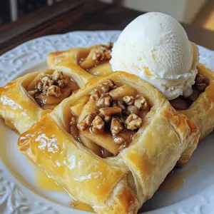 For the perfect apple dumplings, you need a few key ingredients. Here’s what you’ll need: - 2 large apples (I recommend Granny Smith or Honeycrisp for a nice tartness) - 1 sheet of puff pastry, fully thawed - 1/4 cup packed brown sugar - 1 teaspoon ground cinnamon - 1/4 teaspoon ground nutmeg - 1/4 cup chopped walnuts (optional, for added crunch) - 1 tablespoon unsalted butter, melted - 1 egg, beaten (for egg wash) Each ingredient plays a role in creating that sweet, buttery flavor. The apples provide freshness, while the puff pastry gives a flaky texture. You can also add some optional ingredients to make your dumplings even more special: - Chopped raisins for sweetness - A dash of vanilla extract for a warm aroma - A sprinkle of sea salt to enhance the flavors These add-ins bring extra texture and taste to your dumplings. They make each bite more exciting. When it comes to serving, I have some great ideas: - A scoop of vanilla ice cream pairs perfectly with warm dumplings. - You can drizzle some caramel sauce over the top for added sweetness. - A light dusting of powdered sugar makes for a lovely presentation. These serving suggestions elevate your dish and make it a delightful treat for everyone. For the full recipe, check out the details above. To prepare your apples, start by coring and peeling them. Use a sharp knife or apple corer to remove the core. Hold the apple steady and make a circular cut around the core. Once the core is out, peel the skin off carefully. Ensure you remove all the skin as it can affect the taste. Set the cored and peeled apples aside. They will soon be the star of your dumplings. Next, we will get the puff pastry ready. Take your thawed sheet of puff pastry and lay it on a lightly floured surface. Use a rolling pin to smooth it out gently. You want to make it even and thin, but not too thin. Once you have rolled it out, cut the pastry into four equal squares. Each square should be big enough to wrap around an apple. This will help seal in all the delicious flavors. Now, let’s fill and seal the dumplings. Take one apple and fill its center with the sugar and spice mixture. Press down gently so the filling stays in. Position the filled apple in the center of a pastry square. Drizzle it with melted butter for extra flavor. Fold the corners of the pastry over the apple, pinching the edges to seal it well. You want to make sure it’s tight, so the filling doesn’t leak out. Next, brush the top with the beaten egg. This will give it a nice golden color while baking. Place the dumplings on a lined baking sheet, keeping some space between them. Bake until they are golden and puffed up. For the full recipe, refer to the beginning of this article. Enjoy the delightful aroma filling your kitchen! For making apple dumplings, you want apples that balance sweet and tart flavors. Granny Smith apples are a great choice. They stay firm and add a nice tang. Honeycrisp apples bring sweetness and a crispy bite. Other good options include Fuji and Braeburn. Each apple gives your dumplings a unique taste. Use puff pastry that’s thawed but cold. This keeps it flaky. Roll it out gently so it does not get too warm. Warm pastry can turn soggy. When you cut it, keep the squares large enough to wrap each apple. Avoid stretching the pastry too much. This helps maintain the crispiness after baking. Baking at 375°F (190°C) works well for golden dumplings. If your oven runs hot, check them a few minutes early. Use the middle rack for even heat. If you notice uneven browning, rotate the baking sheet halfway through. This helps all sides bake evenly. Keep an eye on them for a beautiful golden color. {{image_4}} Traditional apple dumplings use a simple dough made from flour, butter, and water. These recipes often rely on spices like cinnamon and nutmeg. In contrast, modern recipes may use puff pastry, adding a flaky texture. The filling now includes more choices, like nuts and dried fruits. Traditional recipes focus on the pure taste of the apple, while modern ones embrace creativity and new flavors. Baked apple dumplings are easy to prepare and healthier. They cook in about 25-30 minutes. Baking gives them a crisp outer layer and a soft, tender inside. Fried dumplings, however, offer a rich and crispy texture. They take about 5-7 minutes to fry in hot oil. While frying adds flavor, it also increases the calorie count. Choose based on your taste and dietary goals. Different cultures have their own takes on apple dumplings. In Poland, you’ll find apple dumplings stuffed with sweet cheese. German apple dumplings often use a yeast dough, making them fluffy. In the United States, the focus is on the classic, baked version with cinnamon. Each regional recipe adds unique spices and techniques, showcasing the apple's versatility. Exploring these variations can inspire your own culinary creations, making apple dumplings a global delight. For a detailed guide, check the Full Recipe. Store your leftover apple dumplings in the fridge. Place them in an airtight container. This keeps them fresh for up to three days. If you want to keep them longer, freeze them. Wrap each dumpling in plastic wrap and then in foil. This method prevents freezer burn. You can freeze them for up to three months. To reheat your dumplings, use the oven. Preheat it to 350°F (175°C). Place the dumplings on a baking sheet. Cover them loosely with foil. This helps keep them moist. Bake for about 15-20 minutes. Check to ensure they are warm all the way through. For a quicker option, you can use the microwave. Heat on medium power for about 1-2 minutes. This method may make the pastry softer. Eat your apple dumplings within three days if stored in the fridge. After that, they may lose flavor and texture. If frozen, consume them within three months for the best taste. Always check for signs of spoilage before eating. If they smell off or look strange, it’s best to throw them away. Enjoy the fresh taste of your dumplings while they are at their best! For the full recipe, check out the recipe section. Yes, you can use store-bought apple filling. It saves time and effort. However, homemade filling has a richer flavor. When you make it yourself, you control the spices and sweetness. You can mix in nuts or raisins for extra texture. If you choose store-bought, look for a brand with natural ingredients. This way, you still enjoy a tasty dessert. If you don't have puff pastry, try these options: - Pie crust: This gives a different texture but works well. - Phyllo dough: Use layers for a crispy finish. - Biscuits: These create a softer dumpling but taste great. - Crescent rolls: These add a buttery flavor and are easy to use. Each substitute changes the taste and texture a bit. Choose what you like best! To check if your dumplings are done, look for these signs: - The pastry should be golden brown and puffed. - The filling might bubble slightly from the top. - When you poke the pastry, it should feel firm but not hard. Let them cool for a few minutes before serving. Enjoy them warm, maybe with some ice cream! In this post, we've explored the key ingredients for delicious apple dumplings, from essential apples to tasty add-ins. You learned how to prep, assemble, and bake these treats for perfect results. We shared tips for selecting the best apples and achieving flaky pastry. We also looked at variations and storage methods. Remember, homemade apple dumplings can impress anyone. Use your newfound skills and enjoy. Happy baking!