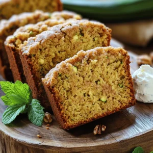 To make the best snickerdoodle zucchini bread, you'll need the following main ingredients: - 2 cups grated zucchini (about 2 medium zucchinis) - 1 ½ cups all-purpose flour - 1 cup granulated sugar - ½ cup packed brown sugar - ½ cup vegetable oil - 2 large eggs - 1 teaspoon vanilla extract - 1 teaspoon baking soda - 1 teaspoon baking powder - 1 teaspoon ground cinnamon - ½ teaspoon ground nutmeg - ½ teaspoon salt - ¼ teaspoon cream of tartar These ingredients work together to create a moist and flavorful bread that everyone will love. You can add some optional ingredients to elevate the flavor of your bread: - ½ cup chopped walnuts or pecans (optional) - 2 tablespoons cinnamon-sugar mixture (for topping) The nuts add crunch, while the cinnamon-sugar topping gives it a sweet finish. To make your snickerdoodle zucchini bread, you will need these tools: - 9x5 inch loaf pan - Mixing bowls - Whisk - Spatula - Grater for zucchini - Clean kitchen towel - Small bowl for cinnamon-sugar mixture Having these tools ready will make your baking process smooth and fun. You can find the full recipe to get started! Start by preheating your oven to 350°F (175°C). Take a 9x5 inch loaf pan and grease it well. You can dust it with flour or line it with parchment paper. This makes it easy to remove the bread later. In a large mixing bowl, add the granulated sugar, brown sugar, and vegetable oil. Whisk these together until smooth. This step makes the base of your bread sweet and moist. Next, add the eggs one at a time, mixing well after each. Stir in the vanilla extract until it's all mixed in. Grate your zucchini and squeeze it lightly in a clean kitchen towel. This removes extra moisture. Now, fold the zucchini into your wet mixture. In a separate bowl, sift the flour, baking soda, baking powder, cinnamon, nutmeg, salt, and cream of tartar together. Gradually mix this dry mix into the wet ingredients. Stir gently until just combined. Don't overmix, as this keeps your bread light. If you want to add nuts, now is the time. Fold in the chopped walnuts or pecans gently. Pour the batter into your loaf pan and smooth the top. In a small bowl, mix the cinnamon-sugar topping. Evenly sprinkle this over the batter for extra crunch and flavor. Bake for 50-60 minutes. Use a toothpick to check for doneness. If it comes out clean, your bread is ready! Let it cool for about 10 minutes in the pan. Then, transfer it to a wire rack to cool completely. Enjoy this delightful recipe! For the full recipe, check [Full Recipe]. To get the best texture, start with fresh zucchini. It must be grated well. Too much moisture can make the bread soggy. Squeeze out excess water using a clean towel after grating. This trick helps keep your Snickerdoodle zucchini bread light and fluffy. Remember, a light hand when mixing is key. Overmixing can create a dense loaf, which we want to avoid. Use a box grater or food processor to grate zucchini. Aim for small, even pieces. This helps the zucchini blend well into the batter. Do not peel the zucchini; keep the skin on for added nutrients and color. You can grate extra and freeze it for later use. This way, you always have zucchini ready for your next bake. Serve your Snickerdoodle zucchini bread warm or at room temperature. Slice it into thick pieces for a hearty treat. I love adding a dollop of cream cheese or butter on top. It adds a rich flavor that pairs well with the spices. For a fun twist, sprinkle some extra cinnamon-sugar on top before serving. You can also garnish with fresh mint leaves. This makes the bread look fancy and inviting. Enjoy the unique taste of this delightful recipe! {{image_4}} You can make a gluten-free version of this tasty bread. Use gluten-free flour instead of regular all-purpose flour. Brands like Bob's Red Mill or King Arthur Flour work well. You may need to add a bit more moisture, like an extra egg or some applesauce. This keeps the bread moist and fluffy. While snickerdoodle is great, mixing flavors can be fun. Try adding chocolate chips for a sweet twist. A touch of lemon zest can brighten the flavors. You could also mix in dried fruits, like cranberries or raisins. These additions give your bread a unique taste. Mini loaves are adorable and perfect for sharing. To make mini versions, use a mini loaf pan. Fill each mini pan about halfway. Bake for 30-35 minutes, but check them often. They cook faster than a full loaf. You can give them as gifts or enjoy them yourself. For the complete recipe, check out the Full Recipe section. Happy baking! To keep your snickerdoodle zucchini bread fresh, wrap it in plastic wrap. This helps lock in moisture. Place it in an airtight container or a resealable bag for added protection. Store it at room temperature for up to three days. If you want it to last longer, refrigerate it. Just remember to let it cool completely before wrapping it. Freezing is a great way to save your snickerdoodle zucchini bread. First, slice the bread into individual pieces. This makes it easier to thaw later. Wrap each slice tightly in plastic wrap, then place them in a freezer-safe bag. Label the bag with the date. You can freeze the bread for up to three months. To enjoy a slice, just take it out and let it thaw at room temperature. Reheating snickerdoodle zucchini bread is simple. For the best taste, use an oven. Preheat your oven to 350°F (175°C). Place the slice on a baking sheet and warm it for about 10 minutes. This helps restore its soft texture. You can also use a microwave, but be careful. Heat it for just 10-15 seconds to avoid making it tough. Enjoy it warm with butter or cream cheese for a tasty treat! Yes, you can substitute the granulated sugar. Use coconut sugar or maple syrup instead. These options will add a unique flavor. Keep in mind that the texture may change slightly. Adjust the liquid in the recipe if using liquid sweeteners. To check if the bread is done, insert a toothpick into the center. If it comes out clean, the bread is ready. You can also gently press the top. It should spring back when cooked. If it leaves an imprint, bake a bit longer. To make the recipe vegan, replace the eggs. Use flax eggs or applesauce instead. For flax eggs, mix one tablespoon of flaxseed meal with three tablespoons of water. Let it sit for a few minutes. This will help bind the ingredients together. If your loaf sinks, it could be due to overmixing. Mix just until combined to avoid this. Also, check your oven temperature. An oven that is too hot can cause sinking. Lastly, ensure you add enough leavening agents like baking soda and baking powder. Snickerdoodle zucchini bread is a fun twist on classic flavors. We covered its main and optional ingredients, tools needed, and gave step-by-step instructions. You also learned tips for a perfect loaf, serving ideas, and variations like gluten-free options. Remember to store your bread properly and follow the reheating tips for the best taste. With this recipe, you can enjoy a delicious treat that not only tastes great but is also easy to make. Happy baking!