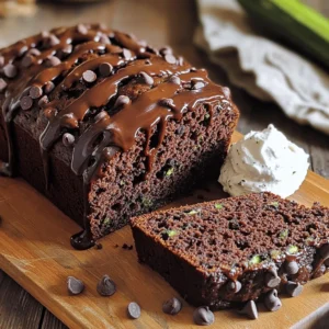 - 1 ½ cups grated zucchini - 1 cup almond flour - ½ cup unsweetened cocoa powder - ½ cup gluten-free all-purpose flour - ½ cup coconut sugar - Chocolate chips (dairy-free options) - Other sweeteners (brown sugar, honey) - 9x5 inch loaf pan - Mixing bowls - Whisk and spatula You need fresh, grated zucchini for this recipe. It adds moisture and flavor. Make sure to squeeze out the excess water. Almond flour and cocoa powder create a rich base. Gluten-free all-purpose flour helps give the bread structure. Coconut sugar adds sweetness without being too overpowering. You can also add chocolate chips for extra sweetness. They melt and create little pockets of chocolate bliss. If you want, you can try using different sweeteners, like brown sugar or honey. For this recipe, you will need basic kitchen tools. A 9x5 inch loaf pan is perfect for baking. Mixing bowls help keep your ingredients organized. A whisk and spatula make mixing easy. You can find the full recipe in the article. It includes all you need to know to make this delicious treat! - First, grate 1 ½ cups of zucchini. Use a box grater for best results. - Sprinkle a pinch of salt on the grated zucchini. Let it sit for 10 minutes. This helps remove water. - After resting, take a clean kitchen towel and squeeze the zucchini. Remove extra moisture well. - In a large bowl, combine 1 cup almond flour, ½ cup cocoa powder, and ½ cup gluten-free flour. - Add 1 teaspoon baking soda, 1 teaspoon baking powder, and ½ teaspoon salt to the mix. Whisk until smooth. - In another bowl, whisk together ½ cup coconut sugar and ½ cup pure maple syrup. - Add 2 large eggs and whisk until mixed well. - Pour in ¼ cup melted coconut oil and 1 teaspoon vanilla extract. Mix until smooth. - Pour the wet mix into the dry mix. Stir gently until no dry flour shows. - Fold in the squeezed zucchini. Make sure it spreads evenly in the batter. - Add ½ cup chocolate chips and gently mix them in. If you want, save some chips for the top. - Pour the batter into your greased 9x5-inch loaf pan. Smooth the top with a spatula. - If you saved chocolate chips, sprinkle them on top now. - Bake in your preheated oven at 350°F (175°C) for 50-60 minutes. - Check if it’s done by inserting a toothpick. It should come out clean or with a few crumbs. Enjoy making this delicious Gluten-Free Chocolate Zucchini Bread! You can find the full recipe for all the details. You can swap coconut sugar for brown sugar if you want. Brown sugar gives a similar sweet flavor. If you prefer, use honey or agave syrup. Just remember to adjust the liquid in your recipe. For gluten-free flour, try different blends. Almond flour works great, but you can also use oat flour or a gluten-free all-purpose mix. Each flour gives a unique texture. Mix and match to find what you like best. Make sure your oven is at the right temperature. An accurate oven helps the bread bake evenly. Use an oven thermometer to check if needed. Don’t overmix your batter. Mix just enough to combine everything. Overmixing can make the bread dense and tough. Gently fold in the zucchini and chocolate chips to keep it light. To serve the bread, slice it and arrange it on a nice plate. You can drizzle melted chocolate over the top for a special touch. Pair the bread with toppings like whipped cream or a scoop of ice cream. A little bit of coconut whipped cream adds a tropical flavor. Enjoy your delicious creation! {{image_4}} You can make this gluten-free chocolate zucchini bread even more delicious. Try adding nuts like walnuts or pecans. They add a nice crunch and flavor. Just chop them up and fold them into the batter. You can also enhance the flavor with spices. A dash of cinnamon gives warmth. A little espresso powder adds depth. Both are simple ways to make this recipe your own. Want to switch it up? You can make chocolate zucchini muffins instead of bread. Just prepare the batter as usual. Instead of a loaf pan, use a muffin tin. Fill each cup about two-thirds full. Bake the muffins for about 20-25 minutes. Check them with a toothpick. If it comes out clean, they are done. This is a fun twist that kids love! If you want a vegan version, it’s easy to make. Substitute the eggs with flax eggs. Mix one tablespoon of flaxseed meal with two and a half tablespoons of water. Let it sit for a few minutes to thicken. Make sure all your ingredients are dairy-free. Use dairy-free chocolate chips and coconut oil. This way, everyone can enjoy your chocolate zucchini bread! For the full recipe, check out the recipe section above. To store leftover gluten-free chocolate zucchini bread, let it cool completely. Wrap it tightly in plastic wrap. You can also put it in an airtight container. This keeps it moist. Store it at room temperature for up to three days. If you want to keep it longer, refrigeration is a good option. Place the wrapped bread in the fridge. It will stay fresh for about a week this way. For long-term storage, freezing is the best method. Slice the bread first, so you can take out only what you need. Wrap each slice in plastic wrap. Then, place all slices in a freezer-safe bag or container. This keeps them safe from freezer burn. When you're ready to eat, take out a slice. Thaw it in the fridge overnight or on the counter for a few hours. You can reheat it in the oven for a warm treat. The shelf life of your gluten-free chocolate zucchini bread depends on how you store it. At room temperature, it lasts for about three days. In the fridge, it can stay fresh for up to one week. If you freeze it, it can last for about three months. Always check for signs of spoilage, like mold or an off smell, before enjoying your bread. You should not use regular flour. Regular flour has gluten, which helps bread rise. Gluten-free flour blends have different properties. They often contain a mix of flours and starches. This mix gives a good texture and taste. Almond flour adds moisture and flavor. Gluten-free all-purpose flour helps with structure. Each type of flour plays a unique role in this recipe. To check if your zucchini bread is done, use a toothpick. Insert it into the center of the bread. If it comes out clean or has a few moist crumbs, it’s done. The top should look slightly cracked and spring back when pressed. If it’s still wet, bake it for a few more minutes. Keep an eye on it to avoid overbaking. Yes, you can use frozen zucchini. Thaw it before using in your recipe. Make sure to squeeze out excess water after thawing. This will help keep your bread from becoming too wet. Frozen zucchini works well, but fresh zucchini gives the best flavor. Just remember to handle it carefully while mixing into the batter. This zucchini bread recipe combines simple, healthy ingredients for a tasty treat. You learned how to prepare, mix, and bake your own bread. I shared tips for substitutions and variations to suit your taste. Remember, this bread can be stored or frozen for later enjoyment. Enjoying a slice of this gluten-free delight with your favorite toppings can elevate any snack time. Bake, taste, and share. Your kitchen will be filled with deliciousness!