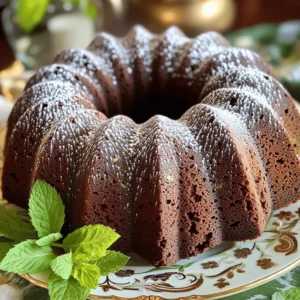 - 2 cups grated zucchini (about 2 medium zucchinis), well-drained - 1 ½ cups all-purpose flour - 1 cup unsweetened cocoa powder - 1 tsp baking soda - ½ tsp baking powder - 1 tsp salt - 1 tsp ground cinnamon - 1 cup granulated sugar - ½ cup packed brown sugar - ¾ cup vegetable oil - 3 large eggs, at room temperature - 2 tsp pure vanilla extract - 1 cup chocolate chips (semi-sweet or dark) - Optional: powdered sugar for dusting To create a rich and moist Chocolate Zucchini Bundt Cake, you need these key ingredients. Grated zucchini adds moisture and makes the cake tender. Be sure to drain it well to avoid excess water. Baking essentials like flour, cocoa powder, baking soda, baking powder, salt, and cinnamon provide structure and flavor. The granulated sugar and brown sugar sweeten the cake and give it a nice texture. The vegetable oil keeps the cake moist, while the eggs help it rise. Pure vanilla extract adds a lovely aroma, and chocolate chips offer delightful bursts of chocolate in every bite. I recommend using high-quality cocoa powder and chocolate chips for the best flavor. You can find the full recipe in the article to guide you through each step. Start by preheating your oven to 350°F (175°C). This step is key for even baking. Next, take a 10-inch Bundt pan and grease it well. I like to use butter or cooking spray, then add flour. This helps the cake come out easily. In a medium bowl, combine the dry ingredients. You need: - 1 ½ cups all-purpose flour - 1 cup unsweetened cocoa powder - 1 tsp baking soda - ½ tsp baking powder - 1 tsp salt - 1 tsp ground cinnamon Sift these ingredients together. Sifting helps to break up clumps and makes your cake fluffier. Set this bowl aside for later. In a large mixing bowl, mix the wet ingredients. You will need: - 1 cup granulated sugar - ½ cup packed brown sugar - ¾ cup vegetable oil - 3 large eggs, at room temperature - 2 tsp pure vanilla extract Whisk these together until the mix is smooth. This creates a base that adds moisture and flavor. It's important to get this mix right, as it impacts the cake’s taste. For the full recipe, refer to the earlier section. Start by mixing your dry ingredients. In a medium bowl, combine flour, cocoa powder, baking soda, baking powder, salt, and cinnamon. Sift these together to get rid of lumps. This keeps your cake light. In a large bowl, whisk together granulated sugar, brown sugar, oil, eggs, and vanilla. Mix until smooth. Next, add the dry mixture to the wet mixture. Do this slowly. Stir gently with a spatula until just combined. You want to keep some air in the batter. This helps your cake rise nicely. Now, it’s time for the fun part! Fold in the grated zucchini and chocolate chips. Make sure they spread evenly through the batter. The zucchini adds moisture and helps the cake stay soft. The chocolate gives it a rich flavor. Be careful not to over-mix. This can make your cake tough. Pour the batter into your prepared Bundt pan. Smooth the top with a spatula. Place it in the preheated oven at 350°F (175°C). Bake for about 50 to 60 minutes. Check if it’s done by inserting a toothpick into the center. If it comes out clean, your cake is ready! Once it’s done, take it out and let it cool in the pan for 15 minutes. This step helps it firm up. After that, turn it out onto a wire rack to cool completely. If you want, dust it with powdered sugar for a sweet finish. For the full recipe, refer to the earlier section. {{image_4}} To keep your Chocolate Zucchini Bundt Cake moist, use fresh zucchini. Grate the zucchini and make sure to drain it well. Excess water can make the cake soggy. Also, do not over-mix the batter. Mix just until combined to maintain moisture. Adding chocolate chips also helps enhance the moistness and adds a rich flavor. Bake the cake at 350°F (175°C) for 50 to 60 minutes. Start checking at 50 minutes using a toothpick. Insert it into the center. If it comes out clean, your cake is ready. If it has batter on it, give it more time. Every oven can be different, so keep an eye on your cake. To make your cake look great, serve it on a nice plate. You can dust the top with powdered sugar for a sweet finish. Adding fresh mint leaves can give it a pop of color. For a special touch, serve slices with vanilla ice cream. This adds a creamy contrast to the rich chocolate flavors. For the full recipe, check out the [Full Recipe]. You can change the flour for a different taste. Whole wheat flour adds a nutty flavor. Almond flour makes the cake more moist. If you want less sugar, try using honey or maple syrup. These options lend a unique twist to your cake. Adding nuts boosts the crunch factor. Walnuts or pecans work well in this cake. You can also try shredded coconut or dried fruit for extra flavor. Mix-ins make each bite exciting and full of surprises. Just fold them in gently to keep the cake light. Want a gluten-free cake? Use a gluten-free flour blend instead of all-purpose flour. Look for blends that have xanthan gum to help with texture. This swap keeps the cake rich and moist, just like the original. You won't miss the gluten at all! Check out the Full Recipe to see how these changes can fit in. Store your Chocolate Zucchini Bundt Cake in an airtight container. Keep it at room temperature for up to three days. If you want it to last longer, place it in the fridge. This will keep it fresh for about a week. Make sure to let it cool completely before wrapping or storing. Yes, you can freeze the cake. Wrap it tightly in plastic wrap, then place it in a freezer bag. It can stay in the freezer for up to three months. When you're ready to enjoy it, let it thaw in the fridge overnight. This way, it retains its moisture and taste. Chocolate zucchini cake began in the United States in the 1970s. Home cooks wanted to use extra zucchini from their gardens. They added it to cake batter, and the idea took off. This cake is popular for its rich taste and moist texture. The zucchini adds nutrients without changing the flavor. You can find versions of this cake in many cookbooks today, including the full recipe available online. You now have all the steps to bake a tasty Chocolate Zucchini Bundt Cake. We covered each ingredient, from grated zucchini to different sugars. I shared tips for mixing, baking, and cooling. You can also explore fun variations using nuts or gluten-free options. Remember, a good cake starts with great ingredients and care in baking. Enjoy every bite of your cake, and share it with friends. Happy baking!