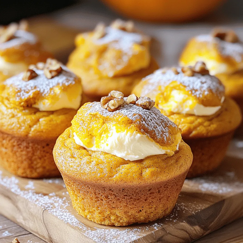 Creating perfect pumpkin cream cheese muffins starts with the right ingredients. Here's what you'll need: - 1 ½ cups all-purpose flour - 1 teaspoon baking powder - 1 teaspoon baking soda - 1 teaspoon ground cinnamon - ½ teaspoon ground nutmeg - ½ teaspoon salt - ½ cup vegetable oil - 1 cup pumpkin puree (canned or fresh) - 1 cup granulated sugar - 2 large eggs - 1 teaspoon vanilla extract - 4 ounces cream cheese, softened - ¼ cup powdered sugar - 1 teaspoon lemon juice - ½ cup chopped walnuts or pecans (optional) Each ingredient plays a role in creating that soft, flavorful muffin. The flour gives it structure, while baking powder and baking soda help it rise. The spices bring warmth and comfort, and the pumpkin puree adds moisture and a lovely color. The cream cheese filling is a delightful surprise that makes these muffins stand out. You can add nuts for crunch, but they are optional. For the full recipe, you can refer to the section above. Let’s get started! 1. Preheat your oven to 375°F (190°C). Prepare your muffin tin by lining it with paper liners or greasing it lightly. This step helps the muffins come out easily. 2. In a medium bowl, combine 1 ½ cups of all-purpose flour, 1 teaspoon of baking powder, 1 teaspoon of baking soda, 1 teaspoon of ground cinnamon, ½ teaspoon of ground nutmeg, and ½ teaspoon of salt. Whisk these dry ingredients together well. 3. In a large bowl, mix ½ cup of vegetable oil, 1 cup of pumpkin puree, 1 cup of granulated sugar, 2 large eggs, and 1 teaspoon of vanilla extract. Whisk until this mixture is smooth and creamy. 1. Gradually fold the dry ingredient mix into the wet mix. Use a spatula or wooden spoon for this. 2. Mix gently until just combined. The batter can remain slightly lumpy. Avoid overmixing to keep the muffins tender. 1. In a small bowl, beat 4 ounces of softened cream cheese with ¼ cup of powdered sugar and 1 teaspoon of lemon juice. Mix until it’s smooth and creamy. This filling adds a delightful surprise to each muffin. 2. When adding the cream cheese filling, use a spoon to create a swirl effect. This adds an artistic touch to your muffins. 1. Fill each muffin cup about one-third full with pumpkin batter. Add a spoonful of the cream cheese mixture in the center. Top with more pumpkin batter until each cup is about two-thirds full. 2. If you like, sprinkle chopped walnuts or pecans on top for extra crunch. 3. Bake the muffins for 20-25 minutes. Check for doneness by inserting a toothpick into the center. If it comes out clean, your muffins are ready! 4. Let the muffins cool in the pan for about 5 minutes. Then transfer them to a wire rack to cool completely. Enjoy these muffins warm or at room temperature. For extra sweetness, dust them with powdered sugar before serving. For the full recipe, check out my detailed cooking guide! To make the best pumpkin cream cheese muffins, avoid overmixing the batter. When you mix too much, the muffins become dense and tough. Stir just until the dry ingredients blend with the wet ones. A few lumps are okay; they help keep the muffins light and fluffy. Cooling is key for the best texture. After baking, let the muffins sit in the pan for about 5 minutes. This helps them firm up without sticking. Then, move them to a wire rack. This allows air to flow around them, keeping the muffins soft. Serve these muffins warm or at room temperature. To make them extra special, dust them with powdered sugar before serving. You can also sprinkle cinnamon on top for a lovely touch. Adding chopped nuts not only looks nice but also adds a great crunch. Each muffin has about 200 calories. You also get 3 grams of protein and 8 grams of fat. If you want to make a healthier version, consider using whole wheat flour instead of all-purpose flour. You can swap out sugar for a natural sweetener like honey or maple syrup. This keeps the flavor while cutting down on refined sugars. For more options, check the Full Recipe for details on ingredient swaps. {{image_4}} Error: Error code: 429 - {'error': {'message': 'Rate limit reached for gpt-4o-mini in organization org-zFeAnX8gJvsCtEtJubNX3NN3 on tokens per min (TPM): Limit 200000, Used 200000, Requested 2266. Please try again in 679ms. Visit https://platform.openai.com/account/rate-limits to learn more.', 'type': 'tokens', 'param': None, 'code': 'rate_limit_exceeded'}} To keep your pumpkin cream cheese muffins fresh, follow these steps: - Let them cool completely on a wire rack. - Place muffins in an airtight container. - Keep them at room temperature for up to 3 days. - For longer storage, freeze them! Wrap each muffin in plastic wrap. - Place wrapped muffins in a freezer-safe bag. They can last up to 3 months in the freezer. When you’re ready to enjoy your muffins again, here are my tips: - For best results, use an oven. Preheat it to 350°F (175°C). - Unwrap the muffins and place them on a baking sheet. - Heat for about 10-15 minutes until warm. - You can also use a microwave. Heat for about 15-20 seconds. - This method works well, but the oven keeps the texture nice. These tips will help you savor the deliciousness of your pumpkin cream cheese muffins! Check out the full recipe for more details. How do I know when my muffins are done? Your muffins are done when a toothpick inserted in the center comes out clean. This means they are fully cooked inside. If the toothpick has batter on it, give them a few more minutes. Can I make these muffins ahead of time? Yes, you can make these muffins ahead of time. Bake them, then store them in an airtight container. They stay fresh for about three days at room temperature. What can I use instead of cream cheese? If you want to replace cream cheese, use mascarpone or Greek yogurt. Both give a creamy texture and flavor. How long do these muffins last at room temperature? These muffins last about three days at room temperature. Keep them in a cool, dry place to prevent spoilage. Can I use fresh pumpkin instead of canned? Yes, you can use fresh pumpkin puree. Just cook and mash the pumpkin to get a smooth texture similar to canned. What’s the best way to mix muffin batter? To mix muffin batter, combine wet and dry ingredients separately first. Then, fold the dry mix into the wet mix gently. This keeps your muffins light and fluffy. Can I add more sugar for extra sweetness? You can add more sugar if you like sweeter muffins. Start with a couple of tablespoons more and taste the batter. Adjust based on your preference. This article covered all you need to make delicious pumpkin muffins. We explored the key ingredients, step-by-step instructions, and helpful tips. I shared ways to customize flavors and presented storage methods to keep muffins fresh. In my experience, following these steps will lead to perfect muffins every time. Remember, baking is both a science and an art. Enjoy your baking journey!