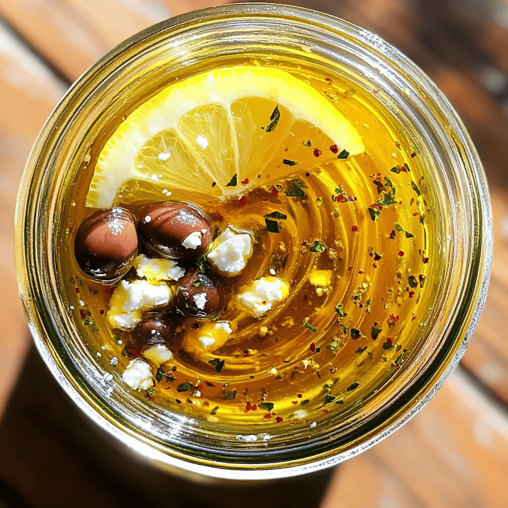 Homemade Greek Vinaigrette Salad Dressing Delight