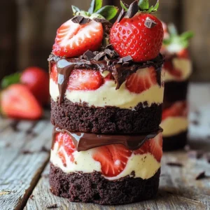 For Mini Stacked Neapolitan Cakes, gather these simple ingredients. They make your cakes rich and flavorful. - 1 cup all-purpose flour - 1/2 cup unsweetened cocoa powder - 1 teaspoon baking powder - 1/2 teaspoon baking soda - 1/4 teaspoon salt - 1/2 cup unsalted butter, softened to room temperature - 1 cup granulated sugar - 2 large eggs - 1 teaspoon vanilla extract - 1/2 cup buttermilk - 1/2 cup strawberries, pureed (fresh or frozen) - 1/2 cup heavy cream (plus extra for ganache) - 2 tablespoons powdered sugar - Chocolate ganache (made with 1/2 cup chopped chocolate and 1/2 cup heavy cream) - Fresh strawberries and chocolate shavings for garnish These ingredients work together to create a delightful treat. Each layer brings a unique taste. You can find the full recipe for more details. Enjoy the process of making these cakes! First, preheat your oven to 350°F (175°C). Then, grease a mini cake pan or muffin tin with butter or nonstick spray. Next, in a mixing bowl, sift together the all-purpose flour, cocoa powder, baking powder, baking soda, and salt. Set this dry mix aside for now. In a large mixing bowl, beat the softened butter and granulated sugar together. Use an electric mixer until the mix is light and fluffy. Add the eggs one at a time, mixing well after each. Then stir in the vanilla extract to enhance the flavor. Gradually alternate adding the flour mixture and buttermilk to the butter-sugar mix. Start with the dry ingredients and finish with the last of the flour. Mix until just combined, being careful not to over-mix. This keeps your cakes light and airy. Pour the prepared batter into your greased mini cake pan. Fill each cavity about two-thirds full. Bake in the preheated oven for about 12-15 minutes. To check if they’re done, insert a toothpick into the center of a cake; it should come out clean. After baking, let the cakes cool in the pan for about 10 minutes before transferring them to a wire rack to cool completely. While the cakes cool, take a clean mixing bowl. Whip the heavy cream with powdered sugar using an electric mixer until soft peaks form. Once whipped, gently fold in the strawberry puree to create a light and fluffy strawberry cream. For the chocolate ganache, heat half a cup of heavy cream in a small saucepan over medium heat until it simmers. Pour this hot cream over the chopped chocolate in a separate bowl. Let it sit for about 5 minutes. After that, stir until the mixture is smooth and glossy. Once the brownie layers are cool, use a cookie cutter to cut them into equal rounds. Take one round and spread about a tablespoon of strawberry cream on top. Stack another cake layer on top and drizzle it with warm chocolate ganache. Repeat this until you've built a mini stacked cake, finishing with a final layer on top. Error: Error code: 429 - {'error': {'message': 'Rate limit reached for gpt-4o-mini in organization org-zFeAnX8gJvsCtEtJubNX3NN3 on tokens per min (TPM): Limit 200000, Used 198772, Requested 2563. Please try again in 400ms. Visit https://platform.openai.com/account/rate-limits to learn more.', 'type': 'tokens', 'param': None, 'code': 'rate_limit_exceeded'}} You can change the flavors of these mini cakes easily. Try using fruit purees like raspberry or peach. These fruits add a fresh twist. You can also use different types of chocolate for the ganache. Dark, milk, or white chocolate all work great. Each type gives a unique taste to your mini stacked cakes. If you need gluten-free options, swap all-purpose flour for almond or coconut flour. These flours work well with the same recipe. For dairy-free cakes, use coconut cream instead of heavy cream. You can also replace buttermilk with almond milk and vinegar. If you want to lower the sugar, try using natural sweeteners like honey or maple syrup. Adjust the amount to your taste. You can play with the size and shape of your cakes. Use different-sized pans to create fun variations. A round cake can become a square one easily. You can also make cupcakes instead of mini cakes. The baking time will change, so keep an eye on them in the oven. To keep your mini stacked Neapolitan cakes fresh, store them in the fridge. Place the cakes in an airtight container. They will stay tasty for up to five days. For longer storage, freeze the cakes. Wrap each cake layer tightly in plastic wrap. Then, place them in a freezer-safe bag. They can last up to three months in the freezer. When you're ready to enjoy your mini cakes again, it's best to reheat them gently. Use the microwave for about 10-15 seconds. This warms them without drying them out. To keep the flavor intact, avoid reheating more than once. If you have leftover chocolate ganache, you can warm it gently too. Just use a double boiler or microwave it in short bursts. These mini cakes are best enjoyed fresh but can last a few days. Look for signs of spoilage like an off smell or dry texture. The ingredients can affect how long they stay fresh. For example, cakes with cream can spoil faster than those without. Always check before serving. Enjoy your delightful treats while they are at their best! You can replace all-purpose flour with gluten-free flour blends. Look for blends that have a good balance of starches and flours. I like using almond flour or coconut flour, but you may need to adjust the liquid in the recipe. These flours can absorb more moisture. You can also add xanthan gum to help with texture. Aim for about 1/4 teaspoon per cup of flour used. If you don’t have buttermilk, you can make a quick substitute. Mix one tablespoon of vinegar or lemon juice with one cup of milk. Let it sit for about five minutes. This creates a similar tangy flavor and acidity. You can also use plain yogurt, thinned with a little water. Both options work well in baking! Yes, you can prepare these mini cakes ahead of time! Make the cake layers and store them in an airtight container. They will stay fresh in the fridge for up to three days. You can also freeze the layers for up to a month. Just be sure to wrap them well to keep them from drying out. Assemble them when you're ready to serve. Neapolitan cakes come from Naples, Italy. They celebrate the flavors of chocolate, vanilla, and strawberry. These cakes became popular in the United States in the 19th century. They reflect the rich culinary history of Italy. Neapolitan cakes are loved for their colorful layers and sweet taste. They bring joy to many celebrations! When using larger pans, you need to adjust the baking time. For a larger cake, increase the baking time by about 10-15 minutes. Check for doneness using a toothpick. It should come out clean when the cake is ready. Lower the oven temperature by 25°F if the cake is very thick. This helps the inside cook without burning the outside. These Mini Stacked Neapolitan Cakes are a fun, tasty treat for any occasion. You learned the key ingredients, step-by-step instructions, and creative tips to make them shine. Plus, you can customize flavors and adjust for dietary needs. With the right storage methods, your cakes can stay fresh longer. Enjoy making these delightful desserts that impress everyone. Share them with family and friends, and savor the joy they bring.