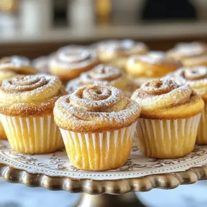 To make these easy cinnamon roll muffins, you need a few simple ingredients. Here is what you will need: - 2 cups all-purpose flour - 1/2 cup granulated sugar - 1 tablespoon baking powder - 1/2 teaspoon salt - 1/2 teaspoon ground cinnamon - 1/2 cup unsalted butter, melted - 1 cup milk - 2 large eggs - 1 teaspoon vanilla extract - 1/2 cup brown sugar, packed (for swirl) - 1 tablespoon ground cinnamon (for swirl) - 1/4 cup powdered sugar (for icing) - 2 tablespoons milk (for icing) These ingredients make the muffins soft and sweet. The brown sugar and cinnamon create a lovely swirl in the middle. Don't forget to check the full recipe for any extra tips! Start by preheating your oven to 375°F (190°C). Grab a muffin tin and line it with paper liners or grease each cup with butter. This step helps the muffins come out easily after baking. In a large bowl, mix the dry ingredients. Combine 2 cups of all-purpose flour, 1/2 cup of granulated sugar, 1 tablespoon of baking powder, 1/2 teaspoon of salt, and 1/2 teaspoon of ground cinnamon. Use a whisk to ensure everything mixes well. This helps create a nice fluffy texture in the muffins. In another medium bowl, whisk together the wet ingredients. Mix 1/2 cup of melted unsalted butter, 1 cup of milk, 2 large eggs, and 1 teaspoon of vanilla extract. Keep whisking until the mixture looks smooth. This will add great flavor and moisture to your muffins. For the cinnamon swirl, mix 1/2 cup of packed brown sugar with 1 tablespoon of ground cinnamon in a small bowl. Stir them together well. This mixture will give your muffins that sweet, cinnamon flavor we all love. Fill each muffin cup halfway with batter. Then, sprinkle about a teaspoon of the cinnamon mixture on top. Add more batter until the cups are about 3/4 full, topping with any leftover cinnamon mixture. Bake in the oven for 18-20 minutes. Check for doneness by inserting a toothpick. If it comes out clean, they are ready. Let the muffins cool in the tin for 5 minutes. Then, move them to a wire rack to cool completely. While your muffins are cooling, prepare the icing. In a small bowl, whisk together 1/4 cup of powdered sugar and 2 tablespoons of milk. Mix until smooth and free of lumps. Once the muffins are cool, drizzle the icing over them for an extra sweet touch. This icing adds a lovely finish to your cinnamon roll muffins. For the full recipe, check out the recipe section above. To achieve the perfect muffin texture, start with the right ingredients. Use fresh flour and baking powder. Measure them carefully for accuracy. When mixing, make sure you don’t overwork the batter. This keeps the muffins fluffy and soft. Overmixing your batter can lead to tough muffins. Mix just until the wet and dry ingredients blend. It's okay to have small lumps. They won’t affect the final result. Gentle mixing helps keep the muffins light and airy. When serving your muffins, presentation matters. Arrange them on a nice platter or cake stand. This makes them look more inviting. You can also sprinkle them with powdered sugar for a sweet touch. For extra flair, serve with fresh fruit. This adds color and flavor to your spread. {{image_4}} You can add nuts or fruits for a tasty twist. Chopped walnuts or pecans give a nice crunch. They also add healthy fats. If you like fruit, try adding diced apples or bananas. These options make your muffins moist and sweet. Just mix them into the batter before filling the muffin cups. Use about 1/2 cup of nuts or fruit for best results. If you love chocolate, mix in some chocolate chips! You can use dark, milk, or even white chocolate. Just fold in 1/2 cup of chocolate chips into the batter. This adds a rich flavor and makes the muffins even more fun. The warm chocolate will melt slightly while baking, creating a gooey treat. You can choose between glazing or icing for your muffins. Icing is thicker and sweet. It adds a nice touch to each muffin. Use the recipe for icing with powdered sugar and milk. A glaze is thinner and gives a shiny finish. To make a glaze, mix powdered sugar with a bit more milk. Pour over the muffins right after they cool. Both options taste great and add sweetness. You can even try both to see which one you like best! To keep your cinnamon roll muffins fresh, store them in an airtight container. They will stay fresh for about 2-3 days at room temperature. If you want to keep them longer, refrigeration is an option, but it may make them a bit dry. For best taste, eat them within a few days. You can freeze these muffins for later enjoyment. Allow them to cool completely. Then, wrap each muffin tightly in plastic wrap. Place the wrapped muffins in a freezer-safe bag or container. They will last for about 2-3 months in the freezer. When you want to eat them, simply thaw them overnight in the fridge. Reheat your muffins in the microwave or oven. For the microwave, place one muffin on a plate and heat it for 15-20 seconds. If you prefer the oven, preheat it to 350°F (175°C) and warm the muffins for about 10 minutes. This will help bring back their soft texture. Enjoy your tasty treat again! Cinnamon roll muffins stay fresh for about three days at room temperature. Store them in a sealed container to keep them moist. For longer storage, you can freeze them. They stay good for up to three months in the freezer. Yes, you can make the batter ahead of time. Prepare it the night before and store it in the fridge. Just remember to mix it gently before use. Fresh batter gives the best rise and texture. You can use plant-based milk as a substitute for dairy. Almond milk, soy milk, or oat milk work well. For butter, try using coconut oil or a dairy-free spread. Each option keeps the muffins delicious. Absolutely! You can swap all-purpose flour for whole wheat flour. The muffins may be denser, but they will still taste great. You might want to add a bit more liquid to keep them moist. Muffins and cupcakes differ mainly in sweetness and texture. Muffins are less sweet and have a denser texture. Cupcakes are sweeter and lighter, often topped with frosting. Muffins are great for breakfast, while cupcakes are for dessert. Yes, you can make these muffins without eggs. Use flaxseed meal or applesauce as a substitute. For each egg, mix 1 tablespoon of flaxseed meal with 2.5 tablespoons of water. Let it sit until it thickens. This will help bind the muffins. In this post, we covered the key ingredients for cinnamon roll muffins. You learned to mix dry and wet elements and create a tasty swirl. Tips helped refine your muffin texture and serving ideas took presentation to the next level. We also explored fun variations and offered storage options to keep your muffins fresh. Baking is both simple and rewarding. Enjoy these muffins warm and share the joy with others!