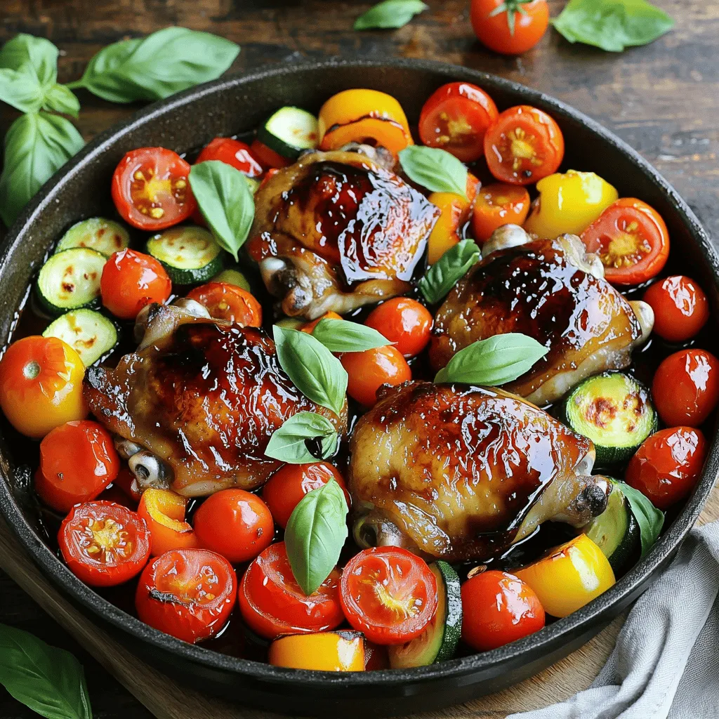 One-Pan Balsamic Chicken & Veggies Simple Meal