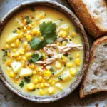 To make this creamy chicken corn chowder, you will need: - 1 pound boneless, skinless chicken breasts - 4 cups frozen sweet corn - 3 medium-sized potatoes, peeled and diced into 1-inch cubes - 1 medium onion, finely diced - 2 cloves garlic, minced - 4 cups low-sodium chicken broth - 1 cup heavy cream - 1 teaspoon smoked paprika - 1 teaspoon dried thyme - Salt and black pepper, to taste These ingredients blend well together. Each one adds flavor and texture. The chicken gives protein. The corn adds sweetness. Potatoes make it hearty. Onion and garlic provide a base for deep flavor. Garnishes elevate the dish. They add color and freshness. You might like: - Fresh cilantro leaves - A light dusting of paprika These choices add a nice touch! A sprinkle of cilantro brightens the chowder. It also offers a fresh taste. Sometimes, you may not have all the ingredients. Here are some easy swaps: - Use rotisserie chicken instead of raw chicken. Just shred it and add at the end. - Swap heavy cream for half-and-half or coconut milk for a lighter chowder. - If you don’t have potatoes, try using sweet potatoes for a twist. These substitutions keep the dish tasty and comforting. You can still enjoy the chowder with what you have on hand. Start by prepping your crockpot. In the bottom, add the diced onions, minced garlic, and diced potatoes. Then, add the frozen sweet corn. This layering helps the flavors mix well as they cook. Stir the ingredients briefly to combine them evenly. It’s time to cook! Cover the crockpot. Set it to low for 6 to 7 hours or high for 4 to 5 hours. The chicken should be tender and fully cooked when done. The longer cooking time on low allows the flavors to meld nicely. About 30 minutes before serving, carefully take out the chicken breasts. Use tongs to avoid burns. Shred the chicken into bite-sized pieces using two forks. Return the shredded chicken back into the pot. Now, pour in the heavy cream and stir well. This makes the chowder creamy and rich. Let it cook for another 30 minutes. Taste it and adjust the salt and pepper if needed. The right texture makes this chowder creamy and smooth. For best results, use heavy cream. It adds richness and creates a silky finish. Be sure to shred the chicken well. This helps it blend into the chowder. If you like a thicker chowder, mash some of the potatoes. This adds body and keeps it hearty. Boost flavor with simple additions. A squeeze of fresh lemon juice brightens the dish. You can also add a dash of hot sauce for some heat. Fresh herbs make a big difference too. Try adding parsley or chives right before serving. They add a fresh taste that complements the chowder well. One common mistake is overcooking the chicken. This can make it dry and tough. Always check if it's tender before shredding. Another mistake is not seasoning enough. Taste before serving and adjust the salt and pepper. Lastly, don't skip the cream. It’s key for that creamy texture we love. {{image_4}} You can boost the flavor by adding more veggies. Try carrots, bell peppers, or celery. These add color and crunch. You can mix them with the corn for a tasty twist. Just chop them into small pieces. This way, they cook evenly. You can also add greens like spinach or kale. Stir them in before serving. They add nutrients and a fresh taste. If you want to change the protein, use turkey or tofu. Cooked turkey works great in this chowder. Cut it into small pieces and add it like chicken. For a vegetarian option, use firm tofu. Press it to remove excess moisture, then cube it. Add it to the pot at the same time as the corn. It absorbs the flavors well and keeps the dish hearty. To make the chowder dairy-free, swap heavy cream for coconut milk. Use full-fat coconut milk for a rich taste. You can also use almond or oat milk, but it may change the flavor. For a thicker chowder, blend a portion of the corn with the broth. This keeps it creamy without dairy. Adjust the seasoning to your taste, and enjoy a comforting bowl. Once your chowder cools, store it in an airtight container. It will stay fresh for about 3 to 4 days in the fridge. Make sure to let it cool down before sealing it up. This helps keep it from getting too hot inside the container. When you are ready to eat, just take it out and heat it up. If you want to save some for later, freezing is a great option. Allow the chowder to cool completely before freezing. Use a freezer-safe container or bag. It can last for up to 2 to 3 months in the freezer. When you are ready to eat, let it thaw in the fridge overnight. This keeps the taste fresh. Reheat your chowder on the stove for the best results. Pour it into a pot and warm it over low heat. Stir often to make sure it heats evenly. You can also use a microwave. Place it in a microwave-safe bowl and cover it loosely. Heat in short bursts, stirring in between. This keeps it creamy and delicious. Crockpot Chicken Corn Chowder lasts about 3 to 4 days in the fridge. Store it in an airtight container. The flavors deepen as it sits, making it even tastier. Always check for any off smells or changes in texture before eating. Yes, you can make this chowder ahead of time. Prepare the ingredients and layer them in the crockpot. You can cook it the night before or in the morning. Just reheat it on low before serving. This dish works great for meal prep. Yes, you can use fresh corn! If you choose fresh corn, you need about 4 cups. Cut the kernels off the cob and add them to the pot at the same time as the other ingredients. Fresh corn may add a slightly different taste, but it will still be delicious. In this post, I covered a simple yet tasty Crockpot Chicken Corn Chowder recipe. We explored essential ingredients, cooking steps, and ways to enhance its flavor. I shared tips to perfect texture and avoid common mistakes. You can even customize it with veggies or different proteins. Store leftovers properly for future meals. Making this chowder is easy. You’ll enjoy it with family and friends. So gather your ingredients and start cooking. You'll love the rich taste. Cooking can be fun and rewarding, especially with this recipe.