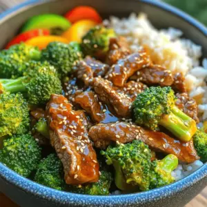 - 1 lb beef sirloin, thinly sliced - 1 cup fresh broccoli florets - 1 bell pepper, any vibrant color - 1 medium onion, thinly sliced - 4 cloves garlic, minced - 1 tablespoon fresh ginger, minced - 1/4 cup low-sodium soy sauce - 2 tablespoons honey or maple syrup - 1 tablespoon toasted sesame oil - 1 tablespoon cornstarch - 2 tablespoons cold water - Sesame seeds for garnish - Cooked rice or quinoa for serving This recipe brings together simple yet vibrant ingredients. The beef sirloin is tender and flavorful. Broccoli adds crunch and nutrition. Bright bell peppers and sweet onions enhance the dish's color. The garlic and ginger provide a fragrant touch. The soy sauce gives a savory depth, while honey or maple syrup adds a hint of sweetness. The toasted sesame oil rounds out the flavors with a nutty aroma. For a beautiful presentation, serve over cooked rice or quinoa. Top with sesame seeds for an added crunch. This mix of flavors and textures will impress anyone at your table. First, grab a small bowl. Whisk together the low-sodium soy sauce, honey, garlic, and ginger. Make sure it blends well and set it aside for later. Now, turn your Instant Pot to the sauté setting. Add the thinly sliced beef in one layer. Cook it for about 2-3 minutes. Wait until it gets a nice brown color. Then, remove the beef from the pot and set it aside. In the same pot, use the drippings left from the beef. Add the sliced onion and bell pepper. Sauté these for about 2-3 minutes. Stir occasionally until they start to soften. Return the beef to the pot with the soft veggies. Pour the sauce you made over everything. Gently stir to coat all the ingredients evenly. Secure the lid on your Instant Pot. Set it to high pressure and cook for 10 minutes. Make sure the steam release valve is sealed. While the beef cooks, bring a small pot of water to a boil. Add the broccoli florets and blanch them for 2 minutes. After that, transfer the broccoli to a bowl of ice water to stop the cooking. Once cooled, drain the broccoli and set it aside. After 10 minutes, perform a quick release of the pressure. Carefully open the lid and fold in the blanched broccoli. In a small bowl, mix the cornstarch with 2 tablespoons of cold water to create a slurry. Stir this into the beef mixture. Turn the sauté function back on and let it cook for another 2-3 minutes until the sauce thickens. Serve the beef and broccoli over cooked rice or quinoa. For a nice touch, sprinkle sesame seeds on top for added crunch. To get tender beef, you need to slice it thin. Always cut against the grain. This helps break down tough fibers. Use sirloin; it’s flavorful and tender. For the best texture, sear the beef first. This locks in juices and flavor. Don't overcrowd the pot when sautéing. Cook in batches if needed. This keeps the beef from steaming. To boost flavor, try adding some fresh herbs. Basil or cilantro adds a nice touch. You can also add a dash of chili flakes for heat. For an extra zing, add a squeeze of lime juice. If you like it sweeter, increase the honey or maple syrup. A splash of rice vinegar can add a tangy twist too. Serve this dish over rice or quinoa for a hearty meal. Steamed jasmine rice works well. You can also use brown rice for a healthy twist. For crunch, top with sesame seeds. A side of pickled vegetables adds a nice contrast. Try serving with a simple cucumber salad. This keeps the meal light and fresh. {{image_4}} For a vegan twist, swap the beef for plant-based protein. You can use tofu, tempeh, or seitan. Cut them into bite-sized pieces. Marinate them in the same sauce for extra flavor. This change keeps the dish filling and tasty. Feel free to mix in other veggies too. Think about using snap peas, carrots, or mushrooms. These add color and crunch. You can also use seasonal vegetables. Fresh asparagus or zucchini can bring new flavors and textures. Just make sure to adjust cooking times for softer veggies. You can easily tweak the sauce to fit your taste. Add more honey or maple syrup for sweetness. If you like it spicy, add red pepper flakes or sriracha. For a nutty flavor, mix in some peanut butter. You can also try different types of soy sauce, like tamari, for a richer taste. Experimenting with these changes can make each meal unique. To keep your beef and broccoli fresh, store leftovers in an airtight container. Place the dish in the fridge within two hours of cooking. It can stay good for up to three days. If you plan to eat it later, divide it into smaller portions. This makes it easier to reheat. You can freeze this dish for later use. First, let it cool completely. Then, transfer it to a freezer-safe container. Make sure to remove as much air as possible. The beef and broccoli can last up to three months in the freezer. When ready to eat, thaw it in the fridge overnight before reheating. For the best texture, reheat your beef and broccoli on the stove. Place it in a skillet over medium heat. Add a splash of water or broth to keep it moist. Stir often until it's heated through. You can also use a microwave. Just cover it with a damp paper towel. Heat in short bursts, stirring in between, until hot. Enjoy your meal as if it were fresh! Yes, you can use frozen beef. Just remember to thaw it first for best results. You can place the beef in cold water to speed up the thawing. This helps the beef cook evenly in the Instant Pot. Once thawed, slice it thinly against the grain. This will keep the beef tender and juicy. To make this dish gluten-free, use tamari instead of soy sauce. Tamari tastes similar but is made without wheat. You can also look for gluten-free soy sauce. Check the label to ensure it fits your needs. This way, you can enjoy the same great flavor without gluten. Beef and broccoli pairs well with rice or quinoa. These grains soak up the sauce nicely. You can also try serving it with steamed rice noodles. For a fresh crunch, add a side salad or pickled vegetables. This adds color and texture to your meal. This dish is not very spicy. The flavors from garlic and ginger shine through. If you like spice, you can add red pepper flakes or sliced chilies. Start with a little, then taste and adjust. This way, you can find the perfect heat for your preference. This recipe showcases tender beef and vibrant vegetables in a tasty sauce. I shared steps for cooking, from preparing the sauce to serving. Remember, you can customize with different veggies or spices. Tools like the Instant Pot make it easy. Don’t forget to enjoy your meal with rice or quinoa. Get ready to impress family and friends with this simple yet delicious dish. Your cooking will shine with these tips, making dinner a hit every time.