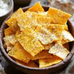 - 2 cups shredded sharp cheddar cheese - 1 tablespoon sesame seeds - 1 tablespoon poppy seeds - 1 teaspoon dried onion flakes - 1 teaspoon dried garlic flakes - 1/2 teaspoon coarse sea salt - 1/2 teaspoon freshly ground black pepper - Optional: 1 tablespoon nutritional yeast To make Keto Everything Bagel Cheese Chips, gather these ingredients. The key is sharp cheddar cheese. It gives the chips a strong flavor and nice texture. Use sesame seeds and poppy seeds for that classic everything bagel taste. They add crunch and flavor. Dried onion and garlic flakes boost the savory notes. Coarse sea salt and black pepper round it all out. If you love a cheesy flavor, add nutritional yeast. It brings a depth that makes these chips even better. With just a few simple ingredients, you create a tasty snack that fits right into a keto diet. Enjoy! - Set the oven temperature to 400°F (200°C). - Line the baking sheet with parchment paper. Start by preheating your oven. This step is key for getting those chips nice and crispy. The parchment paper helps prevent sticking and makes cleanup easy. - Thoroughly mix all ingredients in a medium bowl. In a medium bowl, mix together the shredded cheddar cheese, sesame seeds, poppy seeds, dried onion flakes, dried garlic flakes, coarse sea salt, and freshly ground black pepper. If you want a deeper cheesy flavor, add the nutritional yeast. Mix until everything is well combined. - Scoop and shape the cheese mixture into mounds. - Bake for 8-10 minutes until golden brown. Using a tablespoon, scoop out portions of the cheese mix. Place small mounds, about 2 inches apart, on your lined baking sheet. Flatten each mound slightly with the spoon. This helps them bake evenly. Bake them in the preheated oven for 8 to 10 minutes. Watch for the edges to turn golden brown and the centers to bubble. - Allow chips to cool on the baking sheet for 2 minutes. - Transfer to a wire rack for complete cooling. Once baked, take the chips out and let them cool on the baking sheet for about 2 minutes. This allows them to harden, giving you that perfect crunch. Then, transfer the chips to a wire rack. This step is important for letting air circulate, ensuring they stay crisp. Enjoy your tasty chips! To get the best crunch from your cheese chips, you need to cool them right. After baking, let them sit on the baking sheet for about 2 minutes. This cooling helps them harden. Next, move them to a wire rack. Air can flow around them, making them even crispier. When you scoop the cheese mixture, flatten the mounds well. Use the back of your spoon to create a thin disk. This allows even baking. If they are too thick, they may not crisp up properly. Want to spice things up? Try adding some extra flavors. You could sprinkle in some smoked paprika for a smoky twist. A pinch of cayenne can bring some heat. If you enjoy herbs, try adding dried oregano or thyme. These will add layers to your cheese chips. Also, consider using different types of cheese. Mixing in some parmesan can bring a nutty flavor. Experiment with what you like best! Presentation matters! Serve your cheese chips in a rustic bowl to make them look nice. A sprinkle of extra sesame seeds on top adds a great touch. Pair them with a keto-friendly dip, like guacamole or cream cheese. This makes for a tasty snack that looks good and pleases the palate. Enjoy your munching moments! {{image_4}} You can switch up the cheese for these chips. Try using mozzarella for a milder taste. Goat cheese adds a tangy kick. Parmesan brings a sharp flavor that pairs well with the seasonings. Each cheese adds a unique twist to the chips. Feel free to mix in different seasonings. Try adding chili flakes for heat. Italian herbs can give a nice herbal touch. Smoked paprika adds depth and a hint of smokiness. Experiment with what you love to find your favorite blend. Add seeds or nuts for extra crunch. Sunflower seeds give a nice nutty flavor. Chopped almonds can add a delightful crunch. You can also use flaxseeds for added health benefits. Just make sure to adjust the baking time if you add more ingredients. To keep your Keto Everything Bagel Cheese Chips fresh, store them in an airtight container. Using a container helps maintain their crunch. You can keep them at room temperature for 2 to 3 days. If you want to keep them even fresher, place a paper towel in the container. This absorbs any moisture that could make them soggy. For long-term storage, freezing is a great option. Place the cooled chips in a single layer on a baking sheet. Freeze them for about an hour. After they are solid, transfer the chips to a freezer bag. Remove as much air as possible before sealing. You can store them this way for up to 3 months. When you're ready to enjoy, take out only the amount you need. Let them sit at room temperature for about 10 minutes to thaw. For extra crispiness, pop them back in the oven at 350°F (175°C) for a few minutes. This will make them crunchy again! Yes, you can use different cheeses. Some great options are mozzarella or gouda. These cheeses melt well and give a nice flavor. You can mix and match to find your favorite blend. For more kick, try pepper jack cheese. It adds spice without much effort. Absolutely! These chips fit perfectly into a keto diet. They have low carbs and high fat. Here’s a quick breakdown: - Calories: About 150 per serving - Carbs: 1-2g - Protein: 10g - Fat: 12g These numbers may vary slightly based on cheese choice. Always check the labels if you're unsure. You can spice up your chips easily. Here are some ideas: - Add cayenne pepper or chili powder to the cheese mix. - Mix in crushed red pepper flakes for a crunch. - Serve with a spicy dip, like jalapeño cream cheese. These options will kick up the heat without changing the overall recipe. You can find pre-made keto cheese chips in many stores. Look for brands like Whisps or Parm Crisps. They offer various flavors too. Check local health food stores or online retailers. This saves time if you want a quick snack. You now have a tasty recipe for keto cheese chips. We covered the main ingredients, step-by-step instructions, and lots of tips to make them perfect. You can customize flavors and textures with different cheeses and seasonings. Remember to store your chips properly to keep them fresh. Enjoy these crunchy snacks with your favorite dips. Making these chips is easy and fun, giving you a satisfying treat that fits your diet. Try it out and savor the flavors!