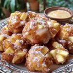 To make these tasty Cinnamon Glazed Apple Fritter Bites, you will need: - 2 medium Granny Smith apples, peeled, cored, and diced - 1 cup all-purpose flour - 1/2 cup granulated sugar - 1/2 tablespoon baking powder - 1/2 teaspoon ground cinnamon - 1/4 teaspoon ground nutmeg - 1/4 teaspoon salt - 1/2 cup milk - 1 large egg - 1 teaspoon vanilla extract - Oil for frying - For the Glaze: - 1 cup powdered sugar - 2 tablespoons milk - 1/2 teaspoon vanilla extract - 1/2 teaspoon ground cinnamon If you lack some ingredients, don't worry! Here are some easy swaps: - Use any tart apple instead of Granny Smith, like Honeycrisp or Fuji. - Substitute almond or oat milk for regular milk for a dairy-free option. - For gluten-free fritters, use a 1:1 gluten-free flour mix. - Maple syrup can replace granulated sugar for a unique taste. To make these fritter bites, gather these tools: - Two mixing bowls for wet and dry ingredients - Whisk for blending - A spatula for folding in the apples - A deep pan or heavy skillet for frying - Cooking thermometer to check oil temperature - Paper towels for draining excess oil - A medium bowl for making the glaze - A spoon for drizzling the glaze over fritters To start, gather your ingredients. You need two medium Granny Smith apples. Peel, core, and dice them. In a medium bowl, mix one cup of all-purpose flour with half a cup of granulated sugar. Add half a tablespoon of baking powder, a half teaspoon of ground cinnamon, a quarter teaspoon of ground nutmeg, and a quarter teaspoon of salt. Whisk these dry ingredients together well. In another bowl, combine half a cup of milk, one large egg, and one teaspoon of vanilla extract. Whisk until smooth. Pour the wet mix into the dry mix. Use a spatula to stir gently. Be careful not to overmix. This helps keep your fritters fluffy. Now, fold in the diced apples evenly. Next, heat about two inches of oil in a deep pan over medium heat. Use a cooking thermometer to ensure your oil hits 350°F (175°C). This is key for perfect frying. Once hot, use a tablespoon to drop spoonfuls of the batter into the oil. Make sure not to overcrowd the pan. Fry each batch for about 2-3 minutes on each side. You want them golden brown and puffed. After frying, transfer the fritters to a plate lined with paper towels. This helps soak up extra oil and cools them slightly. While your fritter bites cool, it’s time to make the glaze. In a medium bowl, whisk together one cup of powdered sugar, two tablespoons of milk, half a teaspoon of vanilla extract, and half a teaspoon of ground cinnamon. Mix until the glaze is smooth and glossy. Drizzle this warm glaze generously over the fritter bites. Make sure it sticks well. Let the glaze set for a few minutes before serving. This gives your fritters a lovely finish. To fry your fritter bites just right, heat the oil to 350°F (175°C). Use a cooking thermometer for best results. If the oil is too hot, the outside cooks too fast, leaving the inside raw. If it's too cool, your fritters will absorb too much oil and become greasy. Keep a close eye on the temperature for that perfect crispy bite. Many home cooks overmix the batter. This leads to tough fritters. Mix until just combined. Another mistake is overcrowding the pan. Fry only a few at a time. This helps the fritters cook evenly and puff up nicely. Lastly, ensure the apples are diced small enough. If they are too big, they can make the fritters fall apart. To boost the flavor, consider adding a pinch of nutmeg or a splash of lemon juice to the batter. You can also try different spices, like ginger or cardamom. For a richer taste, use whole milk instead of low-fat. And don’t forget to serve your fritters warm with extra glaze on the side for dipping. It makes for a fun and tasty treat! {{image_4}} You can switch out the apples for other fruits. Pears are a great choice. They add sweetness and a soft texture. You could also try diced peaches or fresh berries. Each fruit will bring its own flavor twist to the fritters. Just make sure the fruit is firm enough to hold up during frying. Feel free to tweak the spices to your taste. Adding more cinnamon can enhance the warm flavor. You might also try a pinch of ground ginger for a spicy kick. If you prefer less spice, simply cut back on the nutmeg or cinnamon. Start small and taste the batter before frying. For a lighter version, consider baking instead of frying. Use parchment paper and bake at 375°F (190°C) for about 15-20 minutes. You can also use whole wheat flour to boost fiber. Instead of frying oil, try using a non-stick spray for less fat. Substitute the sugar with a natural sweetener like honey or maple syrup to reduce refined sugar. To store leftover fritter bites, let them cool first. Place them in an airtight container. They can last for up to three days in the fridge. Make sure to layer them with paper towels to absorb extra moisture. This keeps them from getting soggy. When you are ready to enjoy them again, reheat the fritters in the oven. Preheat the oven to 350°F (175°C). Place the fritters on a baking sheet for about 5-7 minutes. This method helps keep them crispy. You can also reheat them in a microwave, but they might lose some crispiness. You can freeze fritter bites for longer storage. After they cool, place them in a single layer on a baking sheet. Freeze them until firm, then transfer to a freezer bag. They can last for up to three months in the freezer. To eat, thaw them in the fridge overnight and reheat in the oven. Yes, you can use different apples! I love Granny Smith for their tartness, but other apples work too. Try Honeycrisp or Fuji for a sweeter touch. Just make sure to peel and core them. This keeps the fritters tasty and well-textured. To make these fritters vegan, swap out the egg for a flax egg. Mix one tablespoon of ground flaxseed with two and a half tablespoons of water. Let it sit for a few minutes until it thickens. Use almond milk or oat milk in place of dairy milk. These small changes keep the flavor rich and the fritters light. Serve the fritter bites warm for the best taste. Arrange them on a pretty plate and drizzle with glaze. Add a dusting of powdered sugar for flair. You can also place a small bowl of extra glaze on the side, so everyone can dip. This makes it fun and interactive! You now know the key steps to make cinnamon glazed apple fritter bites. Start with the right ingredients and equipment, then follow the step-by-step guide. Pay attention to tips for perfect frying and explore variations for added fun. Finally, use the storage info to save any leftovers. Fritter bites are easy to make and tasty to enjoy. Keep experimenting and enjoy your delicious creations!