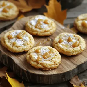 Here is what you need for caramel apple cider cookies: - 1 cup unsalted butter, softened to room temperature - 1 cup packed brown sugar - 1/2 cup granulated sugar - 1 large egg, at room temperature - 2 tablespoons apple cider - 1 teaspoon pure vanilla extract - 2 1/2 cups all-purpose flour - 1 teaspoon baking soda - 1 teaspoon ground cinnamon - 1/2 teaspoon ground nutmeg - 1/2 teaspoon salt - 1 cup caramel bits or chopped soft caramel candy - Optional: 1/2 cup chopped walnuts or pecans These ingredients bring together the flavors of fall in every bite. The butter makes the cookies soft, while the sugars add sweetness. The apple cider gives a nice tang, and the spices create warmth. If you like, add nuts for a crunchy twist. To make these cookies, gather these tools: - Mixing bowls - Electric mixer - Cookie scoop or tablespoon - Baking sheet - Parchment paper You need these items to mix, scoop, and bake your cookies. The parchment paper helps the cookies not stick to the pan. - Prep Time: 20 minutes - Total Time: 30 minutes - Servings: Approximately 24 cookies You can whip up these cookies in no time. In just 30 minutes, you’ll have a tasty treat to enjoy. For the full recipe, check the detailed instructions above. - Preheat the oven to 350°F (175°C). - Line a large baking sheet with parchment paper. - Cream the butter and sugars until fluffy. - Incorporate the egg, apple cider, and vanilla extract. Mix until smooth. - Prepare the dry ingredients. Whisk together flour, baking soda, cinnamon, nutmeg, and salt. - Gradually add the dry mix to the creamed mixture. Stir gently until just combined. - Fold in caramel bits and nuts, if using. Make sure they are evenly mixed in. Now you're ready to scoop the dough and bake those delicious caramel apple cider cookies! - Ensure the butter is at room temperature. Room temperature butter blends well with sugar, creating a fluffy mix. It helps the cookies rise and stay soft. - Avoid overmixing the dough. Mix until just combined. Overmixing can lead to tough cookies, which we want to avoid. - For soft and chewy cookies, use brown sugar. Brown sugar adds moisture, giving cookies their chewy texture. - To achieve a crisp edge, bake until edges are light golden. The centers can be slightly underbaked. They will firm up as they cool. - Alternatives for spices include ginger or cloves. These can add unique flavors that fit the fall theme. - Using different types of caramel can change the taste. Try sea salt caramel for a sweet and salty twist. You can check the full recipe to explore these tips in action! {{image_4}} You can make these cookies gluten-free by swapping regular flour with a gluten-free blend. Most blends work well for baking. Look for ones that have xanthan gum. This helps mimic the texture of wheat flour. To make these cookies vegan, use plant-based butter instead of regular butter. You can also replace the egg with a flaxseed egg or applesauce. Mix one tablespoon of flaxseed meal with three tablespoons of water. Let it sit for five minutes. This will help bind the cookies without eggs. If you love chocolate, add chocolate chips or chunks to the dough. It adds a rich flavor and makes the cookies even more special. Mix in half a cup of chocolate chips when you fold in the caramel. The warm chocolate will melt slightly, making each bite delightful. For the Full Recipe, check out the detailed instructions to bake these tasty treats! To keep your cookies fresh at room temperature, place them in an airtight container. This helps maintain moisture and flavor. You can store them for up to a week this way. If you prefer to refrigerate them, a container will still work. The cookies can last about two weeks in the fridge. However, they may lose some of their original texture. You can freeze unbaked cookie dough for future baking. Just scoop the dough into balls and place them on a baking sheet. Freeze the balls for about two hours until solid. Then, transfer the frozen dough to a freezer bag. When you're ready to bake, no need to thaw! Just bake them for an extra minute or two. To thaw baked cookies, take them out of the freezer and let them sit at room temperature for about 15 minutes. This helps them regain their softness. You can also warm them gently in the microwave for a few seconds. At room temperature, your caramel apple cider cookies will remain tasty for about one week. Keep an eye out for signs of spoilage. If they start to harden or the smell changes, it's time to toss them. Proper storage is key to enjoying every bite! Yes, you can easily make these cookies without nuts. Just skip the nuts in the recipe. Your cookies will still taste great! If you want some crunch, try adding oats or more caramel bits. This keeps the texture fun while keeping it nut-free. To prevent cookies from spreading, keep the dough cold. After mixing, chill the dough for at least 30 minutes. This helps the cookies hold their shape. Also, make sure your oven is preheated properly. Bake them on parchment paper, which helps them stay in place while baking. If you don’t have apple cider, you can use apple juice or even white grape juice. Both options give a sweet flavor. You can also add a splash of vinegar for a bit of tang. This helps mimic the taste of apple cider in your cookies. You can easily make delicious cookies with just a few simple steps. We covered the ingredients needed, the essential equipment, and provided clear instructions. Remember to keep your butter soft and avoid overmixing for the best texture. Feel free to try various options, like gluten-free or vegan versions. Storing cookies properly ensures they stay fresh longer. With these tips, you can enjoy baking and sharing these treats. Happy baking!