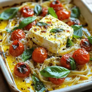 To make TikTok baked feta pasta, you need simple and fresh ingredients. Here’s what you will need: - Creamy feta cheese - Cherry tomatoes - Garlic - Olive oil - Dried oregano - Crushed red pepper flakes - Salt and pepper - Pasta (penne or fusilli) - Fresh basil leaves - Parmesan cheese (optional) Each ingredient plays a key role in this dish. The creamy feta cheese gives a rich taste. Cherry tomatoes add sweetness and color. Garlic brings depth. Olive oil adds smoothness. Dried oregano gives an earthy note. Crushed red pepper flakes add a gentle heat, while salt and pepper enhance all the flavors. The pasta serves as the base, soaking up the tasty sauce. Fresh basil adds brightness at the end, and Parmesan cheese is a lovely finishing touch if you choose to use it. This dish is not just easy; it is also very satisfying. You can find most of these ingredients in your kitchen or local store. Gather them, and you are ready to create a meal that will impress! - Preheat the oven to 400°F (200°C). - In a large baking dish, mix 2 cups of halved cherry tomatoes, 3 minced garlic cloves, and 1/4 cup of olive oil. - Add 1 teaspoon of dried oregano, and sprinkle with salt and pepper to taste. - Make a well in the center of your tomato mix. - Place an 8 oz block of creamy feta cheese in the well. - Bake in the oven for 25-30 minutes. Look for blistered tomatoes and soft, golden feta. - While the feta and tomatoes bake, boil 12 oz of your favorite pasta. - Follow the package instructions until the pasta is al dente. - Drain the pasta and set it aside. - After baking, take the dish out of the oven. - Use a fork to mash the roasted feta and tomatoes together. - This creates a smooth, creamy sauce. - Add the cooked pasta to the baking dish. - Gently toss everything together to coat the pasta well. - Fold in 1/2 cup of torn fresh basil leaves. - For serving, dish the pasta into a large bowl. - Garnish with extra basil and grated Parmesan cheese, if you like. - Drizzle with a bit more olive oil for flavor. Enjoy! To make the sauce creamy, mash the feta and tomatoes well. Use a fork to break them apart. Mix until it is smooth and combined. This will help coat the pasta nicely. If the sauce is too thick, add a splash of pasta water. This will help it blend better. Adjust the seasoning to your taste. Start with salt and pepper. Taste the sauce, then add more if needed. If you want a kick, sprinkle in more red pepper flakes. This will add some heat to your dish. Timing is key when cooking the pasta. Boil the pasta according to the package instructions. Cook it just until it is tender but still firm. This is called al dente. If you overcook it, the pasta will be mushy. Remember, it will cook a bit more when mixed with the sauce. To add more depth to the dish, think about extra herbs and spices. Fresh herbs like parsley or thyme can brighten the flavor. You can also add a squeeze of lemon juice for some acidity. If you love garlic, toss in more minced garlic. Each addition can change the dish for the better! {{image_4}} You can customize this dish easily. For cheese, try goat cheese or ricotta. They both bring unique flavors to the table. If you want extra veggies, add spinach or bell peppers. They will add color and nutrition. If you need a gluten-free option, use gluten-free pasta. There are many great brands that taste just as good. For a vegan twist, swap feta for a plant-based cheese. You can also use nutritional yeast for a cheesy flavor. This dish pairs well with crusty bread. The bread soaks up the creamy sauce. A fresh salad is another great side. It adds crunch and balances the meal. Enjoy your pasta with these tasty sides for a complete dinner! To store leftovers, place your pasta in an airtight container. Make sure it cools down to room temperature first. This helps keep it fresh. Store it in the fridge for up to three days. When you reheat, use medium heat on the stove or in the microwave. Add a splash of water or olive oil to keep it moist. You can freeze this pasta dish, but it’s best to do so before adding the fresh basil. To freeze, place the cooled pasta in a freezer-safe container. It can last up to three months in the freezer. When ready to eat, thaw it overnight in the fridge. Reheat it gently, adding a bit of water or olive oil for creaminess. When stored properly, the baked feta pasta can stay fresh in the fridge for up to three days. If frozen, it can last for three months. Always check for signs of spoilage before eating. If it smells off or looks strange, don’t eat it. Enjoy your tasty dish knowing it can be safely enjoyed later! TikTok Baked Feta Pasta is a fun dish that went viral on TikTok. It combines creamy feta cheese, sweet cherry tomatoes, and pasta. The cheese and tomatoes bake together, creating a rich sauce. You then mix in cooked pasta and fresh basil. It's quick, easy, and super tasty. Plus, it only takes about 45 minutes to make! Yes, you can try different cheeses! Goat cheese works well for a tangy taste. Cream cheese can also be a good base for a smooth sauce. Mozzarella adds a nice stretch and creaminess. Experiment with what you like best. Each cheese gives a unique flavor twist! To make this dish vegan, swap the feta for vegan cheese. Many brands offer a tasty feta-style option. You can also use cashew cream for a creamy texture. Ensure your pasta is egg-free, and you're all set! This way, you can enjoy the same great taste without animal products. You can use many pasta shapes! Penne and fusilli are great choices. They hold the sauce well. Rotini and farfalle also work nicely. Spaghetti or linguine can be fun, too! Just pick what you love and enjoy this dish your way. Baked feta pasta is simple and fun to make. You need few ingredients like feta, tomatoes, and spaghetti. First, roast the feta and tomatoes. Then cook your pasta for the best taste. This dish is creamy and filled with flavor. You can adjust it for your diet or personal taste. Remember to store any leftovers well or freeze them for later. Enjoy this trendy meal alone or with friends. Happy cooking!