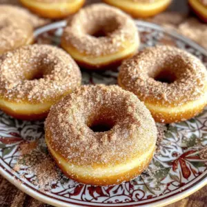 To make the best gingerbread donuts with cinnamon sugar, gather these essential ingredients: - 1 cup all-purpose flour - 1/2 cup brown sugar, packed - 1 tsp baking powder - 1/2 tsp baking soda - 1/2 tsp salt - 1 tsp ground ginger - 1 tsp ground cinnamon - 1/4 tsp ground nutmeg - 1/4 tsp ground cloves - 1/2 cup molasses - 1/4 cup buttermilk (or substitute with milk plus 1 tsp vinegar) - 1 large egg - 1/4 cup unsalted butter, melted For the cinnamon sugar coating, you will also need: - 1/4 cup granulated sugar - 1 tsp ground cinnamon Each ingredient plays a key role. The all-purpose flour gives structure. Brown sugar adds sweetness and moisture. Baking powder and soda help the donuts rise. The spices create that warm, cozy flavor. Molasses adds depth and richness, while buttermilk makes the donuts soft. The egg binds everything together, and melted butter adds a rich taste. The cinnamon sugar mix is simple but crucial. It gives the donuts a sweet, crunchy finish. Make sure to coat them while they're warm. This way, the sugar sticks well. You can find the full recipe in the article. Enjoy the delightful process of creating these delicious treats! 1. First, preheat your oven to 350°F (175°C). Prepare your donut pan by spraying it with non-stick spray. This will help your donuts come out easily. 2. In a large bowl, mix the dry ingredients. Combine 1 cup of all-purpose flour, 1/2 cup of packed brown sugar, 1 tsp of baking powder, 1/2 tsp of baking soda, and 1/2 tsp of salt. Add in 1 tsp of ground ginger, 1 tsp of ground cinnamon, 1/4 tsp of ground nutmeg, and 1/4 tsp of ground cloves. Whisk until smooth. 3. In another bowl, mix the wet ingredients. Combine 1/2 cup of molasses, 1/4 cup of buttermilk, 1 large egg, and 1/4 cup of melted unsalted butter. Whisk until everything blends together well. 1. Now, pour the wet mixture into the dry ingredients. Stir gently using a spatula or a wooden spoon. Do not over-mix; a few lumps are fine. 2. To fill the donut cavities, use a piping bag or a zip-top bag with a corner cut. Fill each cavity about 2/3 full. This ensures even baking. 1. Place the filled donut pan in your preheated oven. Bake for 10 to 12 minutes. To check if they are done, insert a toothpick into a donut. It should come out clean. 2. After baking, let the donuts cool in the pan for about 5 minutes. Then, transfer them to a wire rack to cool completely. For the full recipe, be sure to check out the details above! To create the best gingerbread donuts, you must avoid over-mixing the batter. Mixing too much makes the donuts tough. Gently stir until just combined. It’s okay if some lumps remain. Even baking is also key. Fill each donut cavity about two-thirds full. This helps them rise evenly. If you want a perfect shape, try to be consistent with the batter amount in each cavity. Applying the cinnamon sugar is a fun step. After brushing the warm donuts with melted butter, dip them in a bowl of cinnamon sugar. Make sure to coat them well. This gives them a sweet and spicy kick. You can enhance the flavor by adding toppings. Try chopped nuts or drizzled chocolate for extra yum. You can also sprinkle some extra cinnamon sugar on top for a striking look. These gingerbread donuts pair well with coffee or tea. The warmth of the drink complements the spices in the donuts. For presentation, use a nice plate to display your donuts. Arrange them in a circle and sprinkle some cinnamon sugar around the plate. This adds a festive touch that makes them great for sharing. For more delicious ideas, check out the Full Recipe for Gingerbread Donuts with Cinnamon Sugar. {{image_4}} You can spice up your gingerbread donuts by trying different flavors. Cardamom and allspice add warmth and depth. Just swap them for some of the ginger or cinnamon in the recipe. You could also add chocolate chips or nuts. Chocolate brings a rich flavor that pairs well with spice. Nuts add crunch and texture. These small changes can make your donuts unique. If you want to add a glaze, I have a simple cinnamon glaze recipe. Mix powdered sugar with milk and a teaspoon of cinnamon. Adjust the milk for your desired thickness. You can also try caramel or chocolate glazes. They add a sweet touch and enhance the flavors of the donuts. Drizzle the glaze over warm donuts for a lovely finish. For those needing gluten-free options, substitute all-purpose flour with a gluten-free blend. Make sure it works well for baking. If you want a vegan version, use flaxseed meal instead of egg and almond milk instead of buttermilk. These swaps keep the texture and flavor intact while meeting dietary needs. To keep your gingerbread donuts fresh, use an airtight container. Glass or plastic containers work well. Place a paper towel at the bottom to absorb any moisture. Store them at room temperature for up to three days. If you want them to last longer, place them in the fridge. They will stay fresh for about a week in the fridge. To enjoy these donuts warm, use an oven or a microwave. For the oven, preheat it to 350°F (175°C). Place the donuts on a baking sheet and heat for about 5-7 minutes. This will help keep them soft. If you use a microwave, heat them for about 10-15 seconds. Be careful not to overheat them, as this can make them tough. Always check the texture after reheating to ensure they remain delightful. How long do gingerbread donuts last? Gingerbread donuts stay fresh for about three days at room temperature. Store them in an airtight container. This keeps them soft and flavorful. Can I freeze gingerbread donuts? Yes, you can freeze gingerbread donuts. Wrap each donut tightly in plastic wrap and place them in a freezer-safe bag. They can last for up to three months. When ready to eat, thaw them at room temperature or warm them in the oven. What can I substitute for buttermilk? You can use regular milk mixed with vinegar as a buttermilk substitute. Just add one teaspoon of vinegar to a quarter cup of milk. Let it sit for about five minutes to thicken. Best recipes for holiday baking Try classic gingerbread cookies or spiced apple cider muffins. Both are great for festive gatherings. They bring warmth and joy during the holidays. Easy homemade donuts variations Experiment with different flavors like chocolate or pumpkin. You can also try adding nuts or fruit. Each twist makes for a fun twist on the classic donut. Local bakeries to check for freshly made donuts Visit your nearby bakery for fresh gingerbread donuts. Many local spots offer unique flavors and homemade goodies. This gives you a chance to support local businesses. Online stores for pre-made options You can find gingerbread donuts from several online stores. Check dessert delivery services or specialty food websites. They often have seasonal treats available for shipping. Gingerbread donuts are a fun treat to make. We covered the ingredients, steps, and tips for perfecting them. You can also explore variations and storage methods for your creations. These donuts are easy to adapt for different tastes and diets. Remember to enjoy them fresh with your favorite drink. Get creative with toppings and flavors. With practice, you'll master these delightful treats. Now, it’s time to gather your ingredients and start baking!