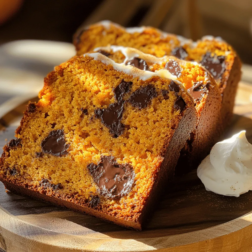 Chocolate Chip Pumpkin Bread Irresistible Fall Treat