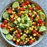 - Fresh corn kernels - Cherry tomatoes - Black beans - Red bell pepper - Green onions - Fresh cilantro - Avocado - Lime juice - Olive oil - Chili powder - Seasoning Crack Corn Salad shines because of its fresh, vibrant ingredients. The fresh corn kernels add a sweet crunch. I love using about four cups, which comes from five to six ears of corn. Cherry tomatoes bring a burst of color and flavor, so I add one cup, halved. Black beans offer protein and a hearty texture. A cup is perfect for this dish. Next, I chop half a cup of red bell pepper. It adds sweetness and a nice crunch. Green onions also add a mild onion flavor, so I use half a cup, chopped. Fresh cilantro gives the salad a bright taste. I like to add half a cup, chopped. For creaminess, I use one ripe avocado, diced gently. Lime juice is essential for brightness; I use a quarter cup, freshly squeezed. Olive oil adds richness, so I include three tablespoons. One teaspoon of chili powder gives the salad a nice kick. Finally, I season the salad with salt and freshly cracked black pepper to taste. These ingredients come together to create a fresh and flavorful dish. Each bite offers a mix of textures and tastes that make Crack Corn Salad a delightful side. To start, shuck the ears of corn. Remove the husks and silk. If you use fresh corn, boil salted water. Blanch the corn kernels for 3-4 minutes. Then, cool the corn by placing it in an ice bath. This stops the cooking. If frozen corn is your choice, simply thaw it. Make sure to pat it dry with a paper towel. In a large bowl, combine the corn with the other veggies. Add halved cherry tomatoes, black beans, diced red bell pepper, chopped green onions, and fresh cilantro. Mix these gently. This ensures every ingredient blends well together. In a small bowl, whisk together lime juice, olive oil, chili powder, salt, and black pepper. Keep whisking until the dressing is smooth and slightly thick. This emulsifies the mixture, creating a creamy texture. Now, pour the dressing over your salad mixture. Toss everything together gently. You want all the ingredients to get coated. Just before serving, fold in the diced avocado. Be careful not to mash it. This keeps the salad fresh and crunchy. Take a moment to taste the salad. Adjust the flavors to your liking. Add more salt or pepper if needed. This step is key to achieving the best taste. Serve the salad chilled or at room temperature. Both ways highlight the vibrant flavors. Present it in a large shallow bowl. To enhance visual appeal, garnish with extra cilantro and lime wedges. This makes your dish inviting and colorful. To make the best Crack Corn Salad, start with fresh corn. I love using sweet, in-season corn. Look for ears with bright green husks and plump kernels. Fresh corn tastes better and adds sweetness. If you can't find fresh corn, frozen is fine, just thaw and pat it dry. Cutting cilantro and avocado can be tricky. For cilantro, hold the bunch and chop the leaves off. This way, you get a fine cut. For the avocado, slice it in half, remove the pit, and score the flesh in a grid pattern. Then, scoop it out with a spoon. This keeps the pieces intact and adds to the salad's look. Crack Corn Salad pairs well with grilled meats or fish. It adds color and freshness to any meal. You can serve it at picnics, barbecues, or family gatherings. It shines at summer cookouts and is a hit at potlucks. Sometimes, your avocado might turn mushy. To avoid this, fold it in just before serving. This keeps it firm. If your salad tastes bland, adjust the seasoning. Add more salt, pepper, or lime juice to brighten the flavors. Tasting as you go will help you find the right balance. {{image_4}} You can change the black beans if you want. Try using kidney beans or chickpeas instead. Both will add protein and flavor. You can also skip the beans for a lighter salad. Adding different vegetables makes this salad even better. Think about sweet corn, zucchini, or even diced cucumber. These will give each bite a new twist. You can mix and match based on what you have. A creamy dressing can make your salad richer. You can mix sour cream, yogurt, or mayo with lime juice. This adds a nice tang. For a spicy kick, add some hot sauce to your creamy base. It brings out the flavors of the corn and veggies. If you like bold flavors, a spicy dressing is a great choice. Combine olive oil, lime juice, and chili powder. You can add chopped jalapeños too. This will give your salad a nice heat. In summer, use fresh ingredients from your garden or farmer's market. The sweet corn shines in warm months. You can add peaches or berries for a fruity touch. Winter versions can use roasted vegetables. Try adding roasted sweet potatoes or butternut squash. These ingredients add warmth and heartiness to the dish. Choose seasonal ingredients for the best taste and freshness. To keep Crack Corn Salad fresh, always refrigerate it. Use an airtight container to seal in flavor and moisture. Glass containers work well because they do not absorb odors. If you use plastic, choose BPA-free options. Make sure to store it in the main part of the fridge, not the door. This keeps the salad at a stable temperature. Crack Corn Salad lasts about 3 to 5 days in the fridge. Check for signs that it has gone bad. If the colors fade or it smells sour, it's time to toss it. Also, look for any slimy textures. If you see these signs, discard the salad. Fresh ingredients ensure the best taste. To refresh leftover salad, add a splash of lime juice. This brightens the flavors and reawakens the dish. You can also mix in fresh herbs or diced veggies for a new twist. For stale salad, try turning it into a dip. Mash it with cream cheese or yogurt for a tasty spread. You can also stir it into soups or stews for added flavor and nutrition. Crack Corn Salad is a colorful, fresh dish. It features sweet corn, tomatoes, black beans, and avocado. The salad has a zesty lime dressing that adds a burst of flavor. It’s crunchy, creamy, and full of bright colors. This salad is perfect for summer barbecues or as a side dish. Yes, you can prepare this salad ahead of time. To keep it fresh, store it in the fridge. Make the salad but wait to add the avocado until just before serving. This keeps the avocado from browning. You can also mix the dressing in advance. Just give it a good shake before adding it to the salad. Crack Corn Salad is quite healthy. It is low in calories and packed with nutrients. Fresh corn is a good source of fiber and vitamins. Black beans add protein and more fiber. The salad also includes healthy fats from the avocado and olive oil. Overall, it's a tasty way to eat your veggies. Yes, you can use frozen corn for this salad. Just make sure to thaw it first. Pat it dry with a paper towel to remove any extra moisture. This helps keep the salad from getting soggy. The flavor will still be great, and it saves time. Crack Corn Salad pairs well with many dishes. It goes great with grilled chicken or fish. You can also serve it with tacos or burgers. This salad adds a fresh touch to any meal. Its vibrant flavors will impress your guests! In this blog post, we explored the delicious world of Crack Corn Salad. We covered the key ingredients, like fresh corn, cherry tomatoes, and avocado. I provided simple steps to prepare, mix, and dress the salad perfectly. You learned tips for serving and possible variations, ensuring your salad shines at any occasion. Remember, using fresh ingredients makes all the difference. With what you now know, you can whip up this tasty dish anytime, impressing your friends and family with ease. Enjoy your cooking journey!