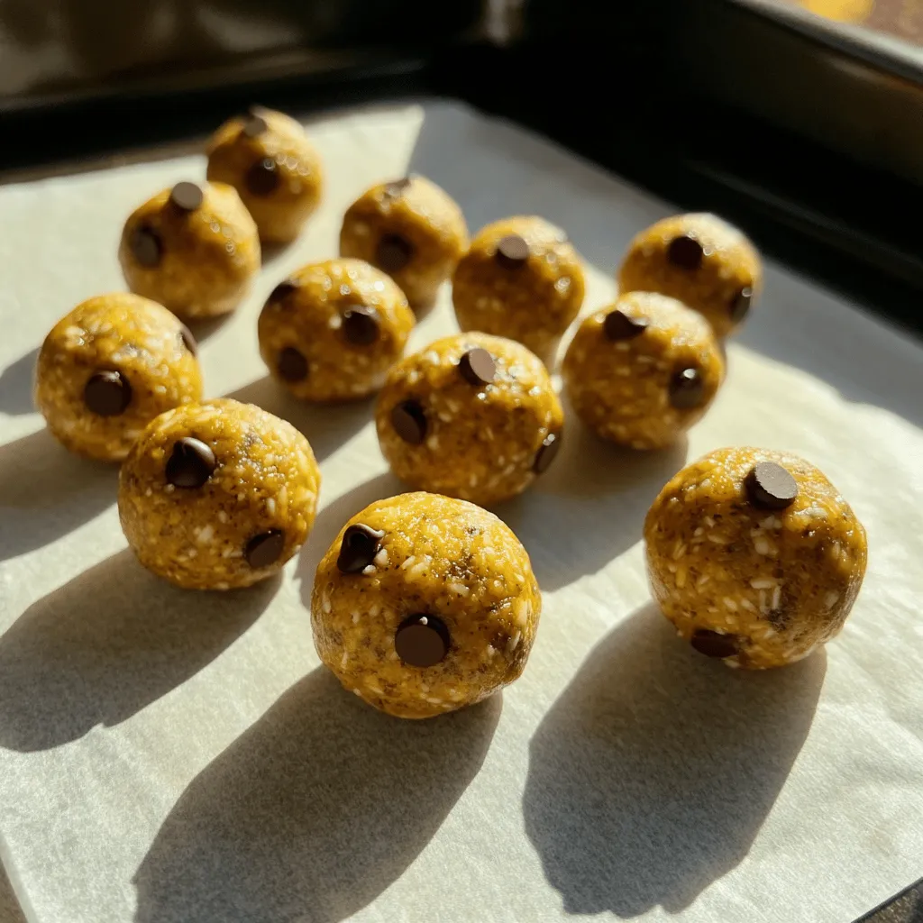 Chocolate Chip Pumpkin Energy Balls Simple Treat