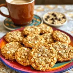 - 1 cup canned pumpkin puree - 1/2 cup coconut sugar - 1/4 cup pure maple syrup - 1/2 cup almond butter (or any preferred nut/seed butter) - 1 1/2 cups rolled oats - 1 cup whole wheat flour (or gluten-free flour if desired) - 1/2 teaspoon baking soda - 2 teaspoons pumpkin pie spice - 1 teaspoon vanilla extract - 1/4 cup dairy-free chocolate chips (optional but recommended) - A pinch of salt If you need substitutes, here are some great options: - Use brown sugar instead of coconut sugar for a richer taste. - Swap maple syrup with agave nectar for a different sweetness. - Any nut or seed butter works well, like peanut or sunflower seed butter. - For a gluten-free option, use almond flour or a store-bought blend. - You can skip chocolate chips or use carob chips for a different flavor. - Pumpkin puree gives moisture and a rich pumpkin flavor. - Coconut sugar adds sweetness with a hint of caramel. - Maple syrup enhances flavors and keeps cookies soft. - Almond butter helps bind the cookies and adds creaminess. - Rolled oats provide texture and a hearty bite. - Whole wheat flour adds fiber and depth to the cookie. - Baking soda helps cookies rise for a nice texture. - Pumpkin pie spice brings warmth and fall flavors. - Vanilla extract adds a lovely aroma and taste. - Dairy-free chocolate chips add a touch of sweetness and richness. - Salt balances all the flavors, making them pop. To make these cookies, start by gathering all your ingredients. You will need canned pumpkin puree, coconut sugar, maple syrup, almond butter, rolled oats, whole wheat flour, baking soda, pumpkin pie spice, vanilla extract, dairy-free chocolate chips, and a pinch of salt. 1. Preheat your oven to 350°F (175°C). This temperature is key for baking. 2. Line a baking sheet with parchment paper to keep the cookies from sticking. 3. In a large bowl, mix together the canned pumpkin puree, coconut sugar, and maple syrup. Whisk until smooth. 4. Add almond butter and vanilla extract to the pumpkin mix. Stir until creamy and well combined. 5. In another bowl, whisk together rolled oats, whole wheat flour, baking soda, pumpkin pie spice, and salt. This step helps to blend the dry ingredients. 6. Gently mix the dry ingredients into the wet mixture. Stir until you have a thick dough. 7. If you want, fold in dairy-free chocolate chips for added sweetness. Now it's time to bake! 1. Scoop rounded tablespoons of dough onto the prepared baking sheet. Space them about 2 inches apart. 2. Flatten each cookie a bit with a spoon. This helps them bake evenly. 3. Bake in the preheated oven for 12-15 minutes. Keep an eye on them! 4. Look for golden edges and a slightly firm center to know they are done. Once your cookies are baked, let’s cool them down. 1. Take the baking sheet out of the oven and let the cookies cool for about 5 minutes. 2. Then, move the cookies to a wire rack. This allows air to flow and helps them set properly. 3. Wait until they are completely cool before enjoying. This step makes sure they have the right texture. These vegan pumpkin spice latte cookies are a treat you won't want to miss! To get a great texture, use almond butter. It gives the cookies a nice creaminess. Be careful not to overmix when you add the dry ingredients. Mix just until you see no dry flour. This keeps your cookies soft and chewy. Flatten the dough a bit before baking. This helps them spread evenly. To boost flavor, try extra spices. A dash of cinnamon or nutmeg adds warmth. You can also add mix-ins like walnuts or pecans for crunch. Dairy-free chocolate chips are a tasty option too. These add sweetness and richness. Experiment with different flavors to find your favorites. Avoid using too much flour. This can make your cookies dry and hard. Also, don’t skip the baking soda; it helps them rise. Always preheat your oven. Baking in a cold oven can lead to uneven cookies. Lastly, let them cool on a wire rack. This keeps them from getting soggy. {{image_4}} You can make these cookies gluten-free. Just swap the whole wheat flour with gluten-free flour. A mix of almond flour and coconut flour works well. This keeps the cookie soft and tasty. Make sure to check the flour package for any gluten warnings. If you need a nut-free version, use sunflower seed butter instead of almond butter. It has a nice flavor and works great. You can also replace almond butter with pumpkin seed butter. Both options keep your cookies creamy without nuts. You can mix in fun flavors to these cookies. Try adding chopped dried cranberries for a tart taste. You can also fold in walnuts or pecans for crunch. For a spicy kick, add a pinch of cayenne pepper. These small changes can make the cookies unique and exciting each time you bake! To keep your cookies fresh, store them in an airtight container. This will prevent them from drying out. Place a piece of parchment paper between layers if stacking them. This helps keep their shape intact. You can also wrap each cookie in plastic wrap for extra protection. Always store the cookies in a cool, dry place, away from direct sunlight. When stored properly, these cookies will stay fresh for about one week. After one week, they might lose their softness. If you want to enjoy them longer, consider freezing them. To freeze your cookies, first let them cool completely. Then, place them on a baking sheet in a single layer. Freeze them for about an hour until firm. Once frozen, transfer the cookies to a freezer-safe bag. Be sure to remove as much air as possible. They can last up to three months in the freezer. When you're ready to enjoy, thaw them at room temperature or warm them in the oven. Yes, you can use other sweeteners. Try brown sugar or agave syrup. Both can work well. They will change the taste slightly but will still be great. Absolutely! These cookies are safe and tasty for kids. They contain wholesome ingredients and have no dairy or eggs. Kids will love the pumpkin spice flavor! Pair these cookies with a warm vegan latte. The flavors blend perfectly. You can also enjoy them with almond milk or a hot cup of tea. For added fun, serve with a scoop of vegan ice cream. Look for golden edges and a slightly firm center. The cookies should not be too soft. A light touch should leave a slight impression but not sink in. If they look golden and feel set, they are done! Vegan pumpkin spice latte cookies are easy and fun to make. We covered key ingredients, preparation steps, and tips for the best results. Remember to experiment with flavors and variations for a unique twist. Proper storage keeps your cookies fresh longer. Enjoy these treats with coffee or tea for a delightful pairing. With these insights, you’ll bake cookies that everyone loves. Happy baking!