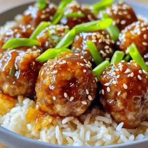 - 1 pound ground beef or turkey - 1/4 cup seasoned breadcrumbs - 1/4 cup grated Parmesan cheese - 1 large egg - 2 cloves garlic, minced - 1 teaspoon onion powder - 1/2 teaspoon sea salt - 1/4 teaspoon black pepper - 1/2 cup pure honey - 1/4 cup low-sodium soy sauce - 1 tablespoon rice vinegar - 1 tablespoon toasted sesame oil - 1 teaspoon cornstarch (optional for thickening) - 2 green onions, sliced - Sesame seeds The main ingredients create a tasty meatball base. Ground beef or turkey gives you protein. Seasoned breadcrumbs add texture. Grated Parmesan cheese adds a salty kick. The egg binds everything. Minced garlic gives flavor. Onion powder, sea salt, and black pepper round out the taste. For the honey garlic sauce, I use pure honey for sweetness. Low-sodium soy sauce provides umami. Rice vinegar adds a bit of tang. Toasted sesame oil gives a rich finish. If you want a thicker sauce, cornstarch works well. Garnishing with green onions and sesame seeds adds color and crunch. These ingredients elevate your dish. You can find them easily at any grocery store. Enjoy the mix of flavors with each bite! Start by mixing the meatball ingredients. In a large bowl, combine: - 1 pound ground beef (or turkey) - 1/4 cup seasoned breadcrumbs - 1/4 cup freshly grated Parmesan cheese - 1 large egg - 2 cloves garlic, finely minced - 1 teaspoon onion powder - 1/2 teaspoon fine sea salt - 1/4 teaspoon freshly cracked black pepper Use your hands to mix everything well. This ensures all flavors blend nicely. Next, shape your meatballs. Scoop out some mixture and roll it into a ball. Aim for about 1 inch in size. You should get 20 to 24 meatballs. Place them on a plate or tray as you go. Keep them neat and ready for cooking. Now, let’s make the honey garlic sauce. In a separate bowl, whisk together: - 1/2 cup pure honey - 1/4 cup low-sodium soy sauce - 1 tablespoon rice vinegar - 1 tablespoon toasted sesame oil Mix until smooth and well combined. This sauce adds a sweet and savory touch. It’s time to cook! Place the shaped meatballs in the slow cooker. Pour the honey garlic sauce over them. Make sure each meatball gets coated with sauce. Cover the slow cooker with its lid. Set it to low for 4-6 hours or high for 2-3 hours. The meatballs will be tender and full of flavor. If you like a thicker sauce, here’s how to do it. Mix 1 teaspoon cornstarch with a few tablespoons of cold water. This creates a slurry. Stir this into the sauce during the last 30 minutes of cooking. It will help the sauce get rich and thick. Once cooked, transfer the meatballs to a serving dish. Don’t forget the sauce! Garnish your dish with sliced green onions and a sprinkle of sesame seeds. This adds color and a fresh taste. Enjoy your meal! To get the right texture for your meatballs, mix gently. Avoid overworking the meat. This keeps them tender. Use ground turkey for a lighter option. For breadcrumbs, try crushed crackers or oats. Both add good texture. To thicken your honey garlic sauce, cornstarch works well. Mix it with water to create a slurry. Stir this into the sauce during the last 30 minutes. This helps avoid a watery sauce. If you like, reduce the sauce by cooking it longer. For a creative serving idea, place meatballs on a platter with toothpicks. This makes them easy to grab at parties. Serve them over jasmine rice for a nice touch. You can drizzle more honey on top. Finish with sesame seeds for extra flavor and fun! {{image_4}} You can swap ground beef for ground turkey or chicken. This keeps the meatballs light but still tasty. Ground turkey has less fat, making it a healthy choice. For a plant-based option, use lentils or chickpeas. These choices add protein and flavor while being meat-free. To make your meatballs extra special, try adding spices. Garlic powder or ginger can boost the flavor. Fresh herbs like cilantro or parsley also work well. If you want more sweetness, add an extra spoon of honey. You can adjust the sauce to your taste easily. If you have an Instant Pot, you can cook these meatballs faster. Just set it to manual, and cook for about 8 minutes. For oven-baked meatballs, place them on a baking sheet. Bake at 400°F for 20-25 minutes, then pour the sauce over them after baking. To store leftover meatballs, let them cool first. Place them in an airtight container. This helps keep the meatballs fresh. You can store them in the fridge for up to three days. If you want to save meatballs for later, freezing is a good option. First, let them cool completely. Then, place them in a freezer-safe bag or container. Make sure to remove as much air as possible. You can freeze meatballs for up to three months. When you’re ready to eat them, thaw in the fridge overnight. For reheating, you can use the microwave or stovetop. If you use the microwave, place the meatballs in a bowl and cover them. Heat in short bursts to avoid drying them out. If you use the stovetop, warm them in a pan with a bit of sauce. This helps keep them moist. Both methods work well, but the stovetop keeps the meatballs juicier. You should cook the meatballs on low for 4-6 hours or on high for 2-3 hours. This gives them time to soak in the sweet and sticky honey garlic sauce. The meatballs will be tender and full of flavor when done. Yes, you can make these meatballs ahead of time! Prepare the meatballs and sauce. Store them in the fridge for up to 2 days. When ready, just place them in the slow cooker and cook as directed. This makes meal prep easy and saves time during busy days. These meatballs go well with many sides. Try serving them over steamed jasmine rice for a filling meal. You can also add a side of roasted veggies or a fresh salad. For a fun touch, serve them with toothpicks for easy snacking at parties. To make fewer servings, simply scale down the ingredients. If you want 3-4 servings, use half of each ingredient. For example, use 1/2 pound of meat and 1/8 cup of breadcrumbs. Adjust the cooking times slightly, but the flavor will still shine through! Absolutely! If you want to try a different sauce, sweet chili sauce works well. You can also use teriyaki sauce for a different twist. Feel free to mix and match sauces to suit your taste! This blog shows how to make tasty honey garlic meatballs. You learned about the ingredients, from ground beef to honey sauce. I shared step-by-step instructions and tips for perfect meatballs. You can try different proteins or flavors based on your taste. Remember, these meatballs are easy to store and reheat. By following these tips, you can enjoy a delicious meal any time. Dive into this recipe and make it your own! Enjoy cooking!