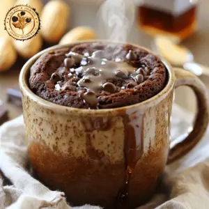 To make your Flourless Chocolate Peanut Butter Mug Cake, gather these simple items: - 2 tablespoons creamy peanut butter - 1 tablespoon unsweetened cocoa powder - 1 tablespoon pure maple syrup (or honey for sweetness) - 1 tablespoon milk (dairy or your favorite non-dairy alternative) - 1/8 teaspoon baking powder - 1/4 teaspoon vanilla extract - A pinch of salt - Optional: a handful of chocolate chips You can swap some ingredients if needed. For example, if you don't have peanut butter, try almond butter or cashew butter. Honey works well, but you can also use agave syrup. If you want a dairy-free version, use almond milk or oat milk. These swaps keep the cake tasty and fun! Using quality ingredients makes a difference. Choose natural peanut butter without added sugar. This gives the best flavor. Use good cocoa powder for rich taste. Fresh baking powder helps the cake rise properly. These choices lead to a more delicious mug cake every time! Start by choosing a microwave-safe mug. I prefer a larger one to give the cake room to rise. Place 2 tablespoons of creamy peanut butter in the mug. Microwave the peanut butter for 10 to 15 seconds. This softens it, making mixing easier. Gather your other ingredients: unsweetened cocoa powder, maple syrup or honey, milk, baking powder, vanilla extract, and a pinch of salt. Add the following to the mug with peanut butter: - 1 tablespoon unsweetened cocoa powder - 1 tablespoon maple syrup (or honey) - 1 tablespoon milk (dairy or non-dairy) - 1/8 teaspoon baking powder - 1/4 teaspoon vanilla extract - A pinch of salt Using a fork or a small whisk, mix the ingredients well. Blend until everything is smooth and there are no lumps. For a fun twist, fold in a few chocolate chips for extra flavor. Place the mug in the microwave. Cook it on high power for 30 to 45 seconds. Start with 30 seconds and check the cake. It should be set on the edges but still moist in the center. Be careful not to overcook it! The cake will firm up as it cools. After cooking, let it cool for a minute or two. You can eat it straight from the mug or transfer it to a plate. Enjoy it with toppings like sliced bananas or a dollop of peanut butter. To get the best mug cake, start with the right time. Microwave for 30 seconds first. Then check it. The edges should look set, but the center should still be a bit soft. If it's too firm, you may have overcooked it. Remember, it will continue to cook a little as it cools down. You can easily make this mug cake dairy-free. Use a non-dairy milk instead of regular milk. Almond milk, coconut milk, or oat milk all work well. Make sure to check that your peanut butter is also dairy-free. This way, you can enjoy the cake without dairy. Toppings can take your mug cake to the next level. Try adding sliced bananas on top for a fruity twist. A dollop of creamy peanut butter adds richness. For a sweet touch, top with whipped cream or a few chocolate chips. These simple additions can make your mug cake even more delightful! {{image_4}} You can make this cake even more delightful with chocolate chips. Just fold in a handful of chocolate chips after mixing the other ingredients. The melted chips add a rich burst of flavor. You can use dark, semi-sweet, or even white chocolate chips. Each choice brings a different taste and feel to your mug cake. You can change the flavor of your mug cake for the seasons. For a fall twist, add pumpkin puree and a sprinkle of pumpkin spice. This will give your cake a warm, cozy flavor. In winter, mix in a few drops of peppermint extract for a minty treat. You can also add crushed candy canes for extra fun. Adjust the sweetness to fit your taste. If you love sweet treats, add an extra teaspoon of maple syrup or honey. If you prefer less sugar, reduce the syrup to just half a tablespoon. You can also try adding a pinch of stevia or a sugar substitute if you want a lower-calorie option. If you have any leftover Flourless Chocolate Peanut Butter Mug Cake, store it in a covered container. Place it in the fridge. It stays fresh for up to two days. Make sure it cools down to room temperature first. This helps keep it moist and tasty. To reheat, use the microwave. Place the mug cake in the microwave for about 10-15 seconds. Check it often so it does not overcook. If needed, add a splash of milk to keep it soft. Enjoy it warm for the best taste! Yes, you can freeze the mug cake. Wrap it tightly in plastic wrap or foil. Place it in a freezer-safe bag. It can last for up to three months. To eat it, let it thaw in the fridge overnight. Then, reheat it as mentioned before. Enjoy your treat anytime! Yes, this mug cake is gluten-free. It uses no flour. Instead, it relies on creamy peanut butter and cocoa powder. Both of these ingredients are naturally gluten-free. This makes it safe for those with gluten sensitivities or celiac disease. Absolutely! You can swap creamy peanut butter for almond butter or cashew butter. Each nut butter adds its own taste. Just keep in mind that the texture might change slightly. If you want a richer flavor, use a dark nut butter. If you don’t have maple syrup, you can use honey. Agave nectar works too. Both options will add sweetness. Adjust the amount based on your taste preference. You can also try a sugar substitute like stevia. Just remember, each substitute may change the taste a bit. This mug cake recipe is fun and simple. We covered all the ingredients, how to mix, and microwave. I shared tips on avoiding overcooking and making it dairy-free. You can also try tasty variations like chocolate chip or pumpkin spice. Lastly, I explained how to store your leftovers and answered common questions. Creating your own mug cake is easy and rewarding. Enjoy trying new flavors and sharing them with friends!