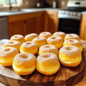 - 1 cup pumpkin puree - 1/2 cup granulated sugar - 1/4 cup packed brown sugar - 1/3 cup unsweetened applesauce - 1/4 cup vegetable oil The main ingredients create a rich base for these donut holes. Pumpkin puree gives them a warm flavor. The sugars add sweetness and moisture, while applesauce helps keep them soft. Vegetable oil ensures they stay moist. - 2 large eggs - 1 1/2 teaspoons vanilla extract - 2 cups all-purpose flour - 2 teaspoons baking powder Eggs bind the mixture and add richness. Vanilla extract brings out the pumpkin's flavor, making it even more appealing. All-purpose flour provides structure, while baking powder helps the donut holes rise. - 1 teaspoon ground cinnamon - 1/2 teaspoon ground nutmeg - 1/2 teaspoon salt - 1/4 cup granulated sugar (for rolling) - 1 tablespoon ground cinnamon (for rolling) The spices add warmth and depth. Ground cinnamon and nutmeg are classic fall flavors. Salt balances the sweetness. The cinnamon sugar coating gives a delightful crunch to each bite, making them truly irresistible. - Preheat your oven to 350°F (175°C). - Grease a mini muffin tin or a donut hole pan with cooking spray. - In a large bowl, mix pumpkin puree, granulated sugar, brown sugar, and applesauce. - Add vegetable oil, eggs, and vanilla extract. - Whisk until smooth and well combined. - In another bowl, sift together flour, baking powder, baking soda, ground cinnamon, ground nutmeg, and salt. - Gradually mix the dry ingredients into the wet mixture. - Stir gently until just combined. Avoid overmixing to keep them light. - Spoon the batter into the prepared tin. Fill each cavity about two-thirds full. - Bake for 10-12 minutes. - To check, insert a toothpick. It should come out clean when done. - Let cool in the pan for 5 minutes, then transfer to a wire rack. - While the donut holes cool, mix granulated sugar and ground cinnamon in a shallow dish. - Roll each donut hole in the cinnamon sugar until fully coated. - Serve the donut holes warm or at room temperature. - Pair with coffee or tea for a cozy treat. To get the best texture, avoid overmixing your batter. Mix just until wet and dry ingredients combine. Overmixing can make your donut holes dense and tough. When baking, check for doneness by inserting a toothpick into the center. If it comes out clean, they are ready! Yes, you can freeze these donut holes! Cool them completely, then place them in an airtight container. For reheating, put them in a preheated oven at 350°F (175°C) for about 5-10 minutes. This will help restore their warm and soft texture. To boost the flavor, consider adding spices like ginger or allspice. You can also mix in chocolate chips for a sweet twist. For glazes, a simple mixture of powdered sugar and milk works great. You can also sprinkle chopped nuts on top for an extra crunch! {{image_4}} You can change the flavor of your donut holes. Try adding chocolate chips. These bits melt and add a rich taste. You can also make nutty donut holes. Use chopped walnuts or pecans. They give a nice crunch and flavor. If you want a healthier option, use whole wheat flour. This adds fiber and makes them more filling. You can also cut back on sugar. Use low-sugar or sugar-free options. These swaps keep the taste good while being better for you. Add seasonal fruits like cranberries for a tart kick. Chopped pecans also work well here. You can switch up the spices too. Use pumpkin spice for a classic taste. Or try chai spices for a warm and cozy flavor. These twists make your donut holes special for any time of year. To keep your cinnamon sugar pumpkin donut holes fresh, place them in an airtight container. This helps maintain their soft texture. You can use a plastic container with a lid or a resealable bag. If you stack them, add parchment paper to avoid sticking. These donut holes last about three days at room temperature. They stay fresh if stored properly. For longer storage, freeze them. Put them in a freezer-safe bag or container. They can last up to three months in the freezer. You can reheat donut holes in both the microwave and the oven. For the microwave, heat them for about 10-15 seconds. This keeps them soft. If you prefer the oven, preheat it to 350°F (175°C). Heat for about 5-7 minutes. This makes them warm and slightly crispy on the outside. To keep donut holes from sticking, grease your pan well. Use cooking spray or a light coat of oil. Make sure every cavity is covered. This helps the donut holes pop out easily after baking. You can also use parchment paper for added protection. Yes, you can! For a gluten-free option, use a gluten-free flour blend. Look for blends that work well for baking. Almond flour or coconut flour can also work. Just remember, these flours may change the taste and texture a bit. Making a simple glaze is easy. Mix 1 cup of powdered sugar with 2 tablespoons of milk. Stir until smooth. If you want more flavor, add vanilla or almond extract. Drizzle the glaze over the cooled donut holes for a sweet finish. You sure can! To use fresh pumpkin, start with a small pumpkin. Cut it in half and remove the seeds. Roast it in the oven until soft. Once cool, scoop the flesh and puree it. This fresh puree can replace canned pumpkin in your recipe. You can add various spices to enhance the flavor! Consider using ground ginger for warmth. Cloves or allspice can add depth, too. Experiment with your favorite spices to create your unique twist on these donut holes. Yes, these donut holes are great for kids! They are sweet but not overly sugary. However, check for any allergies. The recipe uses eggs and can have gluten, so be cautious. Overall, these treats can be a fun snack for everyone! Cinnamon sugar pumpkin donut holes blend rich flavors with easy steps. You can bake, coat, and enjoy these treats in no time. Remember to check for doneness and avoid overmixing for the best texture. These donuts also allow for fun variations and healthy twists. Store them properly to keep fresh. With these tips and recipes, you can make delicious memories at home. Happy baking!