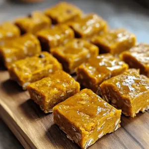 Here’s what you need to make pumpkin spice protein bars: - 1 cup rolled oats - 1/2 cup protein powder (vanilla or unflavored) - 1/2 cup pure pumpkin puree - 1/4 cup almond butter or peanut butter - 1/4 cup maple syrup or honey - 1 teaspoon pumpkin spice mix (adjust to taste) - 1/2 teaspoon vanilla extract - 1/4 teaspoon salt - Optional add-ins: chopped nuts (like walnuts or pecans) and dark chocolate chips These ingredients blend together to create a tasty and healthy snack. The oats provide fiber. Protein powder adds muscle support. Pumpkin puree gives moisture and flavor. Nut butter brings healthy fats. Maple syrup or honey adds sweetness. Pumpkin spice mix gives that warm fall taste. Vanilla extract enhances the overall flavor. The salt balances the sweetness. You can add nuts or chocolate chips for extra crunch or sweetness. Start by measuring 1 cup of rolled oats and add 1/2 cup of protein powder to a large mixing bowl. Mix these two together well. This step ensures you have a good base for your protein bars. A uniform blend helps the bars hold together nicely. In a different bowl, combine 1/2 cup of pure pumpkin puree with 1/4 cup of almond butter or peanut butter. Add 1/4 cup of maple syrup or honey for sweetness. Sprinkle in 1 teaspoon of pumpkin spice mix, 1/2 teaspoon of vanilla extract, and 1/4 teaspoon of salt. Use a whisk or spoon to blend until smooth. This mixture adds flavor and moisture to your bars. Now, pour the smooth pumpkin mixture into the bowl with the dry ingredients. Stir everything gently but thoroughly. You want to ensure all the dry ingredients are coated. Next, fold in 1/4 cup of chopped nuts and 1/4 cup of dark chocolate chips, if you like. This adds a nice crunch and chocolatey goodness. Prepare an 8x8 inch baking dish by lining it with parchment paper. Let some paper hang out over the edges. This makes it easier to lift the bars out later. Transfer your mixture into the dish. Press it down firmly with a spatula or your hands to create an even layer. This step is key for the bars to hold their shape. Refrigerate the baking dish for at least 1 hour. This helps the bars set and become firm. After chilling, lift the bars out using the parchment paper. Cut them into squares or rectangles based on your preference. Store these yummy protein bars in an airtight container in your fridge for up to one week. Enjoy your tasty snack! Mix your dry ingredients well. Take time to blend the rolled oats and protein powder. This step ensures an even texture in each bite. If you skip this, some bars might taste different. Feel free to adjust the sweetness and spice levels. If you like it sweeter, add more maple syrup or honey. For a bolder flavor, add extra pumpkin spice. You can always taste as you mix. Make your bars look appealing when serving. Use a rustic wooden board for a nice touch. Drizzle a bit of maple syrup on top. A sprinkle of pumpkin spice adds festive flair. This makes the bars look as good as they taste. {{image_4}} You can make these bars your own by swapping spices. Try cinnamon or nutmeg for a twist. You can also add dried fruits like cranberries or raisins for a sweet touch. If you love chocolate, use cocoa powder instead of pumpkin spice. This will give your bars a rich chocolate flavor. If you need gluten-free bars, use certified gluten-free oats. For nut-free options, replace nut butter with sunbutter. You can use a seed butter that suits your taste. This keeps the bars safe for those with nut allergies, while still providing good texture and flavor. Want to boost protein? You can add hemp seeds or chia seeds. These tiny seeds pack a punch of protein and fiber. You could also increase the amount of protein powder in the mix. Just be sure to balance it with a bit more liquid, like pumpkin puree, for the right consistency. To keep your pumpkin spice protein bars fresh, place them in an airtight container. This helps to seal in moisture and flavor. Store them in the refrigerator. This method keeps the bars firm and tasty. These protein bars stay fresh for up to one week. If you notice any changes in texture or smell, it's best to throw them away. Always check before eating. You can freeze these bars for longer storage. Wrap each bar in plastic wrap or foil. Then, place them in a freezer bag. When you're ready to eat, thaw them in the fridge overnight. Enjoy your tasty snack anytime! You can make protein bars without baking by mixing all the ingredients and chilling them. This no-bake method uses the fridge to set the bars. Start by combining rolled oats and protein powder in one bowl. In another bowl, mix pumpkin puree, nut butter, syrup, pumpkin spice, vanilla, and salt. Next, combine both mixtures and press them into a dish. Refrigerate for an hour, and your bars are ready! Yes, you can use different nut butters! Almond butter and peanut butter are great options. You can also try cashew butter or sunflower seed butter for a nut-free option. Each nut butter adds its unique taste and creaminess. Feel free to experiment and find your favorite nut butter for these bars! This recipe can be made vegan with a few simple swaps. Use maple syrup instead of honey, as honey is not vegan. Make sure to choose a plant-based protein powder. Almond butter and pumpkin puree are already vegan-friendly. These small changes make the recipe fit your vegan diet perfectly! This recipe for protein bars is simple and fun. You learn to mix oats with protein powder and pumpkin puree. Then, add nut butter, maple syrup, and spices to enhance flavor. Customize the bars by using different nuts and chocolate. Proper storage keeps them fresh for weeks. You can freeze them, too. These bars are perfect for a snack or meal. Try them your way for a tasty and healthy treat. Enjoy making these delicious bars!