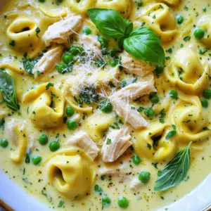 - 1 lb chicken breast, diced into bite-sized pieces - 1 cup chicken broth (low-sodium preferred) - 1 cup heavy cream - 1 package (9 oz) cheese tortellini (fresh or frozen) - 1 cup frozen peas - 1 medium onion, finely chopped - 3 cloves garlic, minced - 1 teaspoon Italian seasoning - 1 teaspoon salt - ½ teaspoon freshly ground black pepper - 2 tablespoons olive oil - Fresh basil leaves for garnish (optional) - Grated Parmesan cheese for serving When choosing chicken, look for fresh or organic options. They taste better. For the broth, low-sodium helps control salt levels. Heavy cream gives a rich taste. If using frozen tortellini, there's no need to thaw. Just toss them in directly. Frozen peas add color and nutrition. You can swap fresh garlic for garlic powder if needed. For chicken, I often choose Perdue or Tyson. Their quality is consistent. For broth, Swanson’s low-sodium chicken broth is my go-to. For tortellini, look for Rana or Buitoni. They offer delicious cheese-filled options. I recommend using Land O'Lakes heavy cream for a rich flavor. For Parmesan, Grana Padano is a great choice, as it melts well. 1. Sauté the Chicken: First, turn on your Instant Pot. Select the “Sauté” mode. Pour in 2 tablespoons of olive oil. Wait about 1-2 minutes for the oil to heat. Add 1 lb of diced chicken breast. Cook the chicken for about 3-4 minutes. Stir it often until it turns lightly brown. 2. Add Aromatics: Next, add 1 medium chopped onion and 3 minced garlic cloves to the pot. Stir everything together. Cook for an additional 2-3 minutes. You want the onions to look clear and smell great. 3. Season and Deglaze: Sprinkle in 1 teaspoon of Italian seasoning, 1 teaspoon of salt, and ½ teaspoon of black pepper. Pour in 1 cup of chicken broth. Use a wooden spoon to scrape the bottom. This helps get all the tasty bits stuck there. 4. Add Cream & Tortellini: Secure the lid on the Instant Pot. Make sure the valve is set to sealing. Choose the Pressure Cook function and set the timer for 4 minutes. When done, do a quick release of the pressure. Carefully open the lid. Stir in 1 cup of heavy cream and 1 package (9 oz) of tortellini. 5. Cook the Tortellini: Close the lid again. Set to Pressure Cook for 2 minutes. After cooking, do another quick release of the pressure. 6. Add Peas and Final Touches: Open the lid and gently mix in 1 cup of frozen peas. Let the dish sit for a couple of minutes. This helps to warm the peas. 7. Serve: Ladle the creamy chicken tortellini into bowls. For a nice touch, add fresh basil leaves and sprinkle Parmesan cheese on top. - Prep Time: 10 minutes - Cooking Time: 20 minutes - Total Time: 30 minutes - Servings: 4 While I can't provide images or videos here, I recommend taking pictures at each step. This way, you can see the progress of your dish. Snap a photo of the sautéed chicken, the creamy mixture, and the final plated dish. It’s fun to document! Feel free to share your cooking journey with friends or on social media! To make your creamy chicken tortellini the best, follow these tips: - Sauté Well: Cook the chicken until it’s golden. This adds flavor. - Don’t Skip Deglazing: Scrape the pot well to get all the tasty bits. - Use Fresh Ingredients: Fresh garlic and onions give better taste than dried. - Timing is Key: Make sure to set the timer right for perfect tortellini. - Cream Last: Add heavy cream after cooking to keep it rich and smooth. Here are mistakes to watch out for: - Overcooking the Chicken: It can get tough if cooked too long. - Ignoring the Pressure Release: Quick release is crucial for the tortellini. - Not Measuring Ingredients: Accurate amounts ensure the best flavor and texture. - Adding Peas Too Soon: They should be added last to keep them bright and fresh. - Using Too Much Salt: Low-sodium broth helps keep the dish balanced. Want to add more flavor? Try these ideas: - Add Herbs: Fresh basil or parsley can brighten the dish. - Spicy Kick: A pinch of red pepper flakes can add a nice heat. - Cheese Variety: Mix in different cheeses like mozzarella for extra creaminess. - Lemon Zest: A little zest can add a fresh, zesty note. - Wine: A splash of white wine during cooking can deepen the flavor. By following these tips, your Instant Pot creamy chicken tortellini will shine at every meal. {{image_4}} You can easily swap some ingredients in this recipe. Try using skinless chicken thighs instead of chicken breast. They have more flavor and keep the dish juicy. For a lighter option, use half-and-half instead of heavy cream. You can also replace cheese tortellini with whole wheat tortellini for more fiber. Adding fresh spinach instead of peas packs in nutrients and adds color. To change the flavor, add a kick. Toss in red pepper flakes or a splash of hot sauce for spice. You can also play with herbs. Try fresh parsley or thyme for a fresh taste. If you love garlic, increase the amount to 4 cloves. Add a squeeze of lemon juice for brightness. Experimenting with flavors makes this dish your own. For a gluten-free version, seek out gluten-free tortellini. Many brands offer tasty options that fit this diet. If you need a dairy-free dish, use coconut cream instead of heavy cream. You can also skip the cheese or use a dairy-free cheese. These swaps keep the dish creamy while fitting your dietary needs. You can store leftover creamy chicken tortellini in an airtight container. Make sure it cools first. Place it in the fridge for up to three days. If you want to keep it longer, freezing is a great option. To reheat, use either the microwave or the stovetop. For the microwave, place the tortellini in a bowl. Heat it for one to two minutes, stirring halfway through. On the stovetop, add a splash of broth in a pan. Heat over low until warmed through. Stir often to prevent sticking. If you decide to freeze the dish, do it before adding peas. This helps keep them fresh. Use a freezer-safe container, leaving some space at the top for expansion. Frozen tortellini can last up to three months. When ready to eat, thaw it in the fridge overnight. Then, reheat it as mentioned above. Tortellini cooks quickly in an Instant Pot. After adding it with cream, you only need 2 minutes on pressure cook mode. The total time from start to finish, including sautéing, is about 30 minutes. Yes, you can use frozen chicken! Just add a few extra minutes to the cooking time. Cook the chicken for about 5-6 minutes in sauté mode. Then, follow the same steps for adding broth and cream. Creamy chicken tortellini pairs well with a fresh salad or garlic bread. You can also serve it with steamed vegetables for a balanced meal. For a little crunch, try adding some toasted pine nuts on top! In this article, we covered key ingredients, step-by-step cooking, tips, variations, and storage info. You now know what to buy, how to cook, and how to make the dish your own. My final thoughts? With a bit of care, you can create a tasty meal. Avoid common mistakes and store leftovers smartly. Enjoy cooking, and let your creativity shine!