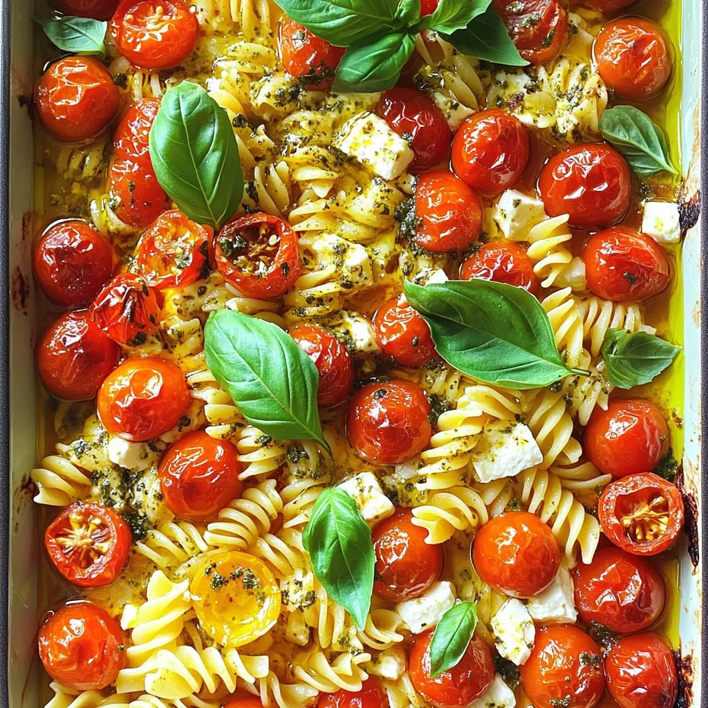 Baked Feta Tomato Pasta Simple and Flavorful Dish
