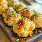 - 1 medium head of cauliflower, cut into bite-sized florets - 1 cup all-purpose flour - 1 cup panko breadcrumbs - 1 teaspoon garlic powder - 1 teaspoon onion powder - 1 teaspoon smoked paprika - 1 teaspoon salt - 1/2 teaspoon black pepper - 1 cup coconut milk (or water) - 2 tablespoons sesame oil - 2 tablespoons soy sauce (or tamari for gluten-free) - 1 tablespoon maple syrup - 1 tablespoon rice vinegar - 1 tablespoon sesame seeds (toasted) - 2 green onions, chopped (for garnish) When cooking, it’s important to be precise. Here are the measurements used: - Volume: cups, tablespoons, teaspoons - Weight: none in this recipe since we focus on volume You can easily adjust this recipe based on your needs. Here are some options: - Use gluten-free flour in place of all-purpose flour. - Swap coconut milk with water or any plant-based milk. - Try tamari instead of soy sauce for a gluten-free option. - Maple syrup can be replaced with agave nectar or honey. - For a nutty flavor, you can add chopped nuts in the coating. These swaps keep the dish delicious while catering to dietary needs. Enjoy experimenting! First, preheat your oven to 425°F (220°C). This step is key for crispiness. While the oven heats, grab a baking sheet. Line it with parchment paper. This helps the bites not stick. Plus, it makes cleaning up easy. Next, we will make the flour mixture. In a big bowl, add 1 cup of all-purpose flour. Then, mix in 1 teaspoon of garlic powder, 1 teaspoon of onion powder, 1 teaspoon of smoked paprika, 1 teaspoon of salt, and 1/2 teaspoon of black pepper. Stir this well. This mixture adds a great flavor to our cauliflower bites. Now, it's time to coat the cauliflower. Pour in 1 cup of coconut milk. Whisk it together with the flour mixture. This will create a smooth batter. Take your cauliflower florets and dip them into the batter. Let any extra batter drip off. Then, roll each floret in 1 cup of panko breadcrumbs. Press gently so they stick well. Next, place the coated cauliflower bites on the baking sheet in a single layer. Drizzle them lightly with 2 tablespoons of sesame oil. This helps them crisp up. Bake the bites for 25 to 30 minutes. Flip them halfway through. You want them golden and crispy. While they bake, prepare the sauce. In a small pan, mix 2 tablespoons of soy sauce, 2 tablespoons of sesame oil, 1 tablespoon of maple syrup, and 1 tablespoon of rice vinegar. Heat this gently. Stir often until warm. Once the bites are done, remove them from the oven. Put them in a large bowl and drizzle the warm sauce over them. Toss gently to coat all the bites. Finally, serve them on a platter and sprinkle with toasted sesame seeds and chopped green onions. Enjoy your delicious snack! To make your cauliflower bites extra crispy, follow these steps: - Use panko breadcrumbs. They create a light and airy crust. - Lightly drizzle with sesame oil before baking. This adds flavor and helps crisp the coating. - Bake at 425°F (220°C). This high heat cooks them fast and keeps them crunchy. You can also try double coating. First, dip the floret in the batter, then roll it in breadcrumbs again. This gives you an even thicker crust. Even cooking is key for great bites. Here’s how: - Arrange the cauliflower in a single layer on the baking sheet. Crowding them can lead to steaming. - Flip the bites halfway through baking. This helps them brown on all sides. - Use a wire rack instead of a flat sheet. This allows air to circulate around the bites. These cauliflower bites shine with the right dips. Consider these pairings: - Serve with extra sauce on the side for dipping. - Pair with a fresh salad for a light meal. - Add them to a rice bowl for a filling option. For a fun twist, try them in tacos! Use small tortillas and add your favorite toppings. You can use shredded cabbage and a squeeze of lime for extra zing. {{image_4}} For a gluten-free version, swap all-purpose flour with gluten-free flour. You can use almond flour or chickpea flour as great options. For panko, choose gluten-free breadcrumbs. This way, you keep the crunch while avoiding gluten. Want to amp up the flavor? Add a pinch of cayenne pepper for heat. You can also mix in some lime zest or ginger into the sauce for a fresh twist. If you like a sweet touch, a bit more maple syrup brightens the dish. While the soy sauce blend is tasty, try different sauces. Sweet chili sauce adds a nice kick. Teriyaki sauce gives a sweet and savory flavor. You can even make a peanut sauce for a rich twist. Each sauce brings a new personality to your cauliflower bites. To store leftover cauliflower bites, let them cool first. Place them in an airtight container. This keeps them fresh and tasty. You can store them in the fridge for up to three days. Just make sure they are well sealed to avoid drying out. When you are ready to eat the leftovers, you can reheat them. The best way is in the oven. Preheat the oven to 375°F (190°C). Place the bites on a baking sheet and heat for about 10-15 minutes. This will make them crispy again. You can also use an air fryer if you have one. Heat them at 350°F (175°C) for 5-7 minutes. This keeps them crunchy. If you want to save them for later, freezing is a great option. Place the cooled bites in a single layer on a baking sheet. Freeze them for about an hour. Once frozen, transfer them to a freezer-safe bag. This method helps prevent them from sticking together. You can freeze them for up to three months. To cook, bake them directly from frozen. Add a few extra minutes to the cooking time. Yes, you can easily make these cauliflower bites vegan. The key is to replace the coconut milk with plant-based milk or water. Use a vegan-friendly soy sauce or tamari to keep the dish entirely plant-based. This way, you can enjoy the same great taste without any animal products. To spice up the sauce, add red pepper flakes or sriracha. Start with a small amount and taste it. You can always add more if you want more heat. This lets you control the spice level to suit your taste. Absolutely! Using fresh cauliflower gives the bites a crispier texture. Just rinse and cut it into bite-sized florets. Fresh cauliflower works perfectly in this recipe and adds a nice crunch. Leftovers can last about 3 to 4 days in the fridge. Make sure to store them in an airtight container to keep them fresh. Reheat them in the oven to retain their crispiness. Yes, these bites are great for meal prep! They store well and reheat nicely. Just prepare a batch ahead of time and enjoy them throughout the week. They make a tasty snack or a side dish! In this post, we explored the ingredients and steps for making delicious baked cauliflower bites. We covered tips for crispiness and even cooking, plus variations to suit dietary needs and tastes. Remember, storage is key to keeping leftovers fresh. Make these bites your own with different sauces and flavors. Try swapping ingredients to find your favorite version. Cooking can be fun and easy with the right guidance. Enjoy the process and share with friends and family!
