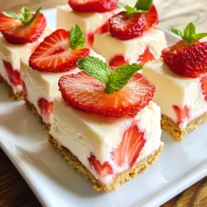 - 1 cup fresh strawberries, hulled and sliced - 1 cup cream cheese, softened at room temperature - 1/4 cup powdered sugar - 1 teaspoon pure vanilla extract - 1/2 cup graham cracker crumbs - 1/4 cup coconut oil, melted and slightly cooled - A pinch of salt Use room-temperature cream cheese for easy mixing. This helps it blend smoothly. Fresh strawberries add a burst of flavor. Choose ripe, sweet berries for the best taste. When making the graham cracker base, feel free to crush the crumbs finely. This helps create a firm base for each bite. Melt the coconut oil but let it cool slightly. Hot oil can change the cream cheese's texture. If you have a dairy allergy, try using a dairy-free cream cheese. Look for brands that mimic the texture and taste of regular cream cheese. For those with gluten issues, use gluten-free graham crackers. You can find many options in stores today. If you want to avoid nuts, you can skip the coconut oil. Use unsweetened applesauce instead to keep the bites moist. First, take 1 cup of softened cream cheese and put it in a bowl. Use an electric mixer or a whisk to beat the cream cheese until it is smooth. This step is important as it makes your mixture creamy. Next, add 1/4 cup of powdered sugar and 1 teaspoon of pure vanilla extract. Keep mixing until everything is fluffy and well mixed. Now, it’s time to fold in the sliced strawberries. Use a spatula and be gentle. This keeps the strawberries intact and gives a nice texture. In a new bowl, mix 1/2 cup of graham cracker crumbs, 1/4 cup of melted coconut oil, and a pinch of salt. Stir well until the crumbs are coated with oil. This mixture will form the base of your cheesecake bites. It should feel crumbly but hold together when pressed. Now, line a mini muffin tin with paper liners or silicone molds. This prevents your bites from sticking. Spoon about a teaspoon of the graham cracker mixture into each muffin cup. Press it down firmly to make a stable base. Next, add the cream cheese and strawberry mixture on top of the base. Fill each cup almost to the top. Smooth the surface with a spatula. Now, carefully place the muffin tin in the freezer. Let the bites freeze for at least 4 hours, or until solid. When ready to serve, gently pop the bites out of the tin. Enjoy your refreshing treats! To get the best texture for your Frozen Strawberry Cheesecake Bites, start with room-temperature cream cheese. If it’s too cold, it won’t blend well. Beat it until it’s smooth and creamy. Mix in the powdered sugar slowly. This way, you avoid lumps. A light and fluffy texture makes each bite enjoyable. When adding strawberries, be gentle. Use a spatula to fold them into the cream cheese mix. This keeps the strawberries whole. You want bites of fruit in each cheesecake piece. If you mix too hard, the strawberries will break apart. This can change the texture and look of your bites. Presentation is key for any dessert. Arrange your cheesecake bites on a nice platter. You can add fresh strawberry slices on top. A sprig of mint will give a pop of green. This adds beauty and freshness. It makes your dessert look more tempting and fun! {{image_4}} You can easily mix up the flavors in your frozen strawberry cheesecake bites. Try using blueberries instead of strawberries for a new twist. Raspberries also add a nice tartness. If you crave something richer, add a touch of chocolate. You can mix in cocoa powder to the cream cheese or use chocolate graham crackers for the base. Want a tropical flair? Use mango or pineapple in place of strawberries. Each fruit brings its own sweet joy, making every bite unique. If you want to make these bites a bit healthier, swap out the cream cheese for Greek yogurt. This change gives you more protein and cuts some fat. You can also use honey instead of powdered sugar for a natural sweetener. If you like a nutty flavor, try using almond flour instead of graham cracker crumbs. This adds healthy fats and fiber. Remember, you can always adjust the sweetness based on your taste. These cheesecake bites are delightful on their own, but you can elevate them with toppings. Drizzle some honey or chocolate sauce on top for added flavor. Fresh fruits like sliced strawberries or blueberries can sit on each bite for a pop of color. A sprinkle of coconut flakes or chopped nuts can add texture and crunch. For a refreshing touch, serve them with a side of whipped cream or a scoop of vanilla ice cream. This way, you make a fun dessert even more special! To keep your frozen strawberry cheesecake bites fresh, store them in an airtight container. Use a container that fits the size of the bites to avoid air gaps. You can also wrap each bite in plastic wrap before placing them in the container. This step helps to prevent freezer burn. Check the bites for any ice crystals on top or an off smell. If they look dry or have changed color, it’s best to toss them out. When stored correctly, these bites can stay fresh for about three months. After that, they may lose their best taste and texture. When you’re ready to enjoy your cheesecake bites, take them out of the freezer. Let them sit at room temperature for about 5 to 10 minutes. This time allows them to soften slightly, making them easier to eat. You can also place them in the fridge for about 30 minutes if you prefer a slower thaw. Enjoy your delicious treat! Yes, you can use frozen strawberries. Just thaw them first. Drain any excess liquid. This helps keep the bites from becoming too wet. The flavor will still be sweet and tasty! You can store these bites for up to 3 months. Just wrap them tightly in plastic wrap or use a freezer-safe container. This keeps them fresh and prevents freezer burn. When you want a treat, simply pop them out! Yes, you can make a vegan version. Replace cream cheese with vegan cream cheese. Use maple syrup instead of powdered sugar for sweetness. This way, you still enjoy a creamy, delightful treat! This blog post covered all you need for making cheesecake bites. We explored ingredients, tips for perfect texture, and variations to try. You learned how to prepare the mixture, create a solid base, and serve these treats. I shared storage tips and answered common questions for ease. With these steps, you can whip up delicious cheesecake bites anytime. Enjoy the fun of mixing flavors and sharing this sweet treat with friends!