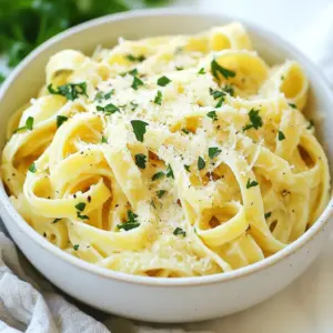 - 12 oz spaghetti or fettuccine - 4 cups vegetable broth - 4 tablespoons unsalted butter - 1 cup heavy cream - 1 cup freshly grated Parmesan cheese - 3 cloves garlic, minced - 1 teaspoon onion powder - 1/2 teaspoon red pepper flakes - Salt and freshly ground black pepper, to taste - Fresh parsley, chopped - Zest of 1 lemon When I make One-Pan Butter Parmesan Pasta, I love to gather all my ingredients first. Using high-quality pasta, like spaghetti or fettuccine, is key. Both types cook well and soak up the rich flavors. I use vegetable broth for a nice base, but you can swap it for chicken broth if you prefer. Butter adds a rich flavor to the dish. I always choose unsalted butter so I can control the salt. Heavy cream makes the sauce thick and creamy. It balances the saltiness of the Parmesan. I like to add garlic for taste. Freshly minced garlic gives a great aroma. Onion powder adds depth without needing to chop onions. Red pepper flakes add a gentle heat, but you can skip them if you want a milder dish. For garnish, I use freshly grated Parmesan. It melts well and enhances the dish. I also add freshly chopped parsley for color and flavor. If I want a bit of brightness, I zest a lemon. This optional step makes the dish pop! {{ingredient_image_2}} Start by melting 4 tablespoons of unsalted butter in a large skillet over medium heat. Once it melts and bubbles, add 3 minced garlic cloves. Sauté the garlic for about 1 minute until it softens and smells great. Next, pour in 4 cups of vegetable broth and stir it well. Bring this mixture to a gentle boil. Once the broth boils, add 12 ounces of spaghetti or fettuccine. Make sure the pasta is fully submerged in the liquid. Reduce the heat to medium-low and cover the skillet with a lid. Let the pasta cook for 10 to 12 minutes. Stir it occasionally until it is al dente and most of the broth is absorbed. After the pasta is done, stir in 1 cup of heavy cream, 1 teaspoon of onion powder, and 1/2 teaspoon of red pepper flakes. Allow it to simmer for another 2 to 3 minutes. This helps thicken the sauce a bit. Remove the skillet from heat and gradually mix in 1 cup of freshly grated Parmesan cheese. Stir until the cheese melts and the sauce becomes creamy. Season with salt and freshly ground black pepper to taste. If you want a zesty kick, add the zest of 1 lemon. Finally, garnish your pasta with freshly chopped parsley for a bright finish. To make your One-Pan Butter Parmesan Pasta shine, adjust the cooking time based on the pasta you use. For spaghetti, it takes about 10-12 minutes to reach al dente. If you use thicker fettuccine, add a couple of extra minutes. Always taste the pasta near the end to check for doneness. Next, for a creamy sauce, stir the heavy cream in slowly. This helps it mix well with the broth and cheese. Keep the heat low while stirring. If the sauce seems too thin, let it simmer a little longer. You want a silky texture that clings to the pasta. When serving, choose a large, deep bowl to showcase your pasta. This allows for a beautiful presentation. A sprinkle of extra Parmesan and a drizzle of olive oil adds a nice touch. Fresh parsley on top gives it a pop of color. Pair this dish with grilled chicken or shrimp for protein. A simple side salad or garlic bread complements the meal perfectly. These additions make your dinner even more delightful. To boost nutrition, consider adding vegetables. Spinach or cherry tomatoes blend well with the pasta. You can stir them in during the last few minutes of cooking. This way, they soften but still keep their color. For extra flavor, try adding fresh herbs like basil or thyme. These herbs can elevate the dish and bring in new tastes. You may also mix in different cheeses, like Pecorino, for a unique twist. Experimenting with these options can make the dish your own. Pro Tips Use Fresh Ingredients: Always opt for fresh garlic and freshly grated Parmesan cheese for the best flavor and texture in your pasta dish. Adjust the Creaminess: If you prefer a lighter sauce, reduce the amount of heavy cream or substitute it with half-and-half for a delicious alternative. Customize Your Pasta: Feel free to add vegetables like spinach or cherry tomatoes to the dish for added nutrition and color. Perfect Al Dente: Keep an eye on the cooking time for the pasta; you want it to be al dente, as it will continue to cook slightly after being removed from heat. {{image_4}} You can change the pasta to fit your needs. Try whole wheat for more fiber. Gluten-free pasta works for those avoiding wheat. Alternative grains like quinoa or chickpea pasta add unique flavors. Each type brings a new texture and taste. Just keep an eye on cooking times, as they may vary. Fresh herbs can brighten this dish. Try adding basil, thyme, or oregano for a fresh twist. You can also mix in spices like smoked paprika or Italian seasoning. Cheese can change the whole dish, too. Pecorino cheese gives a sharper flavor than Parmesan. Experimenting with cheese helps you find your perfect taste. If you want to make it vegan, swap the butter and cream for plant-based options. Use coconut cream or cashew cream for richness. Nutritional yeast can replace Parmesan for a cheesy taste. For lower calories, reduce the heavy cream or use a low-fat version. These tweaks keep the dish tasty without the extra calories. To store leftovers, place the pasta in an airtight container. This keeps it fresh and tasty. Make sure it cools completely before sealing. For reheating, use a skillet over low heat. Add a splash of broth or cream to keep it creamy. Stir gently until heated through. You can freeze One-Pan Butter Parmesan Pasta. First, let it cool fully. Then, place it in a freezer-safe container. This helps lock in the flavor and texture. When ready to eat, thaw it in the fridge overnight. Reheat it in a skillet with a bit of broth for best results. In the fridge, this pasta lasts for about 3 to 4 days. Look for signs of spoilage like an off smell or mold. If it looks dry or clumpy, it's best to throw it out. Always trust your senses when it comes to food safety. Can I use a different type of broth? Yes, you can use chicken broth or beef broth instead of vegetable broth. Each type of broth adds its own flavor. Chicken broth gives a richer taste, while beef broth is heartier. Feel free to experiment with what you have. What can I substitute for heavy cream? If you don’t have heavy cream, use half-and-half or a blend of milk with butter. For a lighter option, try using Greek yogurt or coconut cream. These swaps will change the flavor a bit, but they still work well. How do I make it spicier? To add heat, increase the amount of red pepper flakes. You can also add chopped jalapeños or a dash of hot sauce. Start small and taste as you go. You can always add more spice, but you can’t take it away! What if I don't have Parmesan cheese on hand? If you lack Parmesan, try Pecorino Romano or Grana Padano. Both bring a similar salty flavor. Nutritional yeast is a great vegan option that adds a cheesy taste. Can I make this recipe ahead of time? Yes, you can make it ahead. Just cook the pasta and sauce, then cool them down. Store in the fridge for up to three days. Reheat gently on the stove or in the microwave. You might need to add a splash of broth to loosen it up. Is this dish suitable for meal prep? Absolutely! This dish is perfect for meal prep. Just pack it in containers and enjoy it throughout the week. It holds up well, making it a great choice for lunch or dinner. This blog post showed you how to make a tasty One-Pan Butter Parmesan Pasta. We covered the key ingredients, step-by-step cooking instructions, and helpful tips for a perfect dish. You learned about variations, storage, and common questions. With this knowledge, you can easily customize the recipe to your taste. Enjoy cooking and make this dish your own! Each bite will be a rewarding experience.