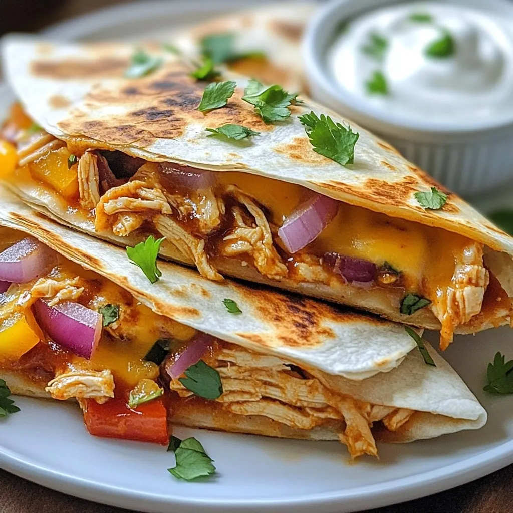 BBQ Chicken Quesadilla Melts Irresistible Flavor Combo