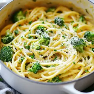 To make One Pot Creamy Broccoli Pasta, you need a few key items: - 8 oz. whole wheat pasta - 2 cups broccoli florets - 1 tablespoon extra virgin olive oil - 3 cloves garlic, finely minced - 1/2 teaspoon red pepper flakes These ingredients form the base of your dish. Whole wheat pasta gives a hearty texture. Broccoli adds color and nutrition. Olive oil helps to saut&eacute; the garlic, releasing its lovely flavor. The garlic brings depth, while red pepper flakes add a hint of spice. Next, let&rsquo;s add creaminess and flavor: - 4 cups vegetable broth - 1 cup heavy cream (or coconut cream for a plant-based variation) - 1/2 cup grated Parmesan cheese (or nutritional yeast for a vegan alternative) - Salt and freshly ground black pepper to taste Vegetable broth provides a savory base. The cream makes the sauce rich and smooth. Parmesan cheese adds umami, or you can use nutritional yeast for a vegan twist. Seasoning with salt and pepper enhances all the flavors. Finally, consider these garnishing options: - Fresh parsley, chopped, for garnish - Additional toppings like crushed red pepper or cheese Chopped parsley adds a pop of color and freshness. You can also sprinkle more cheese or crushed red pepper for extra flavor and texture. These small touches can elevate your dish and make it visually appealing. {{ingredient_image_2}} First, I heat the olive oil in a large pot over medium heat. Once hot, I add the minced garlic and red pepper flakes. I saut&eacute; these for about one minute, stirring all the time. The goal is to make the garlic smell great without letting it turn brown. Next, I pour in the vegetable broth and bring it to a boil. Once it bubbles, I add the whole wheat pasta and broccoli florets. I stir often to keep the pasta from sticking. I cook this for about 8 to 10 minutes. I want the pasta to be al dente and most of the liquid to be gone. Now, I lower the heat and stir in the heavy cream and grated Parmesan cheese. This mix makes the sauce creamy. I keep stirring until it is well combined. Then, I season it with salt and black pepper. I let it simmer for another 2 to 3 minutes. This helps the sauce thicken and cling to the pasta. Before serving, I sprinkle chopped fresh parsley on top for color and added flavor. To cook pasta to al dente, follow these steps: - Use plenty of water. A large pot helps. - Add salt when the water boils. This adds flavor. - Stir the pasta often to keep it from sticking. - Check the pasta a minute or two before the time on the box. It should be firm yet tender. To avoid sticky pasta: - Make sure the water is boiling before adding the pasta. - Stir the pasta during cooking. This helps separate the noodles. - Rinse the pasta briefly under cold water if it gets sticky. For protein options, try adding: - Grilled chicken for a hearty meal. - Tofu for a plant-based option. - Shrimp for a seafood twist. You can also add other vegetables for variety: - Spinach adds color and nutrients. - Peas offer a sweet flavor. - Bell peppers bring crunch and taste. To boost flavor, consider these herbs and spices: - Fresh basil adds a sweet touch. - Thyme gives a warm, earthy taste. - Lemon zest brightens the dish. For a creamier sauce: - Use full-fat cream for richness. - Stir in extra cheese for depth. - Add a splash of pasta water to loosen the sauce. Pro Tips Perfect Pasta Texture: To achieve the ideal al dente pasta, cook it just until tender but still slightly firm to the bite. This will ensure a pleasant texture in your dish. Flavor Boosting: For an extra layer of flavor, consider adding a splash of white wine to the broth before adding the pasta. This will enhance the overall taste of the dish. Make it Creamy: If you want an even creamier sauce, reserve a bit of the pasta cooking water to stir in along with the cream. This will help the sauce adhere better to the pasta. Prep Ahead: You can prepare the broccoli and mince the garlic in advance to save time on a busy weeknight. Store them in the refrigerator until you&rsquo;re ready to cook. {{image_4}} If you want a creamy dish without dairy, try using coconut cream. It lends a rich flavor and smooth texture. Nutritional yeast is a great addition too. It adds a cheesy taste without the dairy. You can also use other plant-based options like almond milk or cashew cream. These options keep the dish creamy and delicious. For those with gluten sensitivity, there are many pasta alternatives. Try gluten-free pasta made from rice or chickpeas. These options cook well and absorb flavors nicely. You can still enjoy the same creamy broccoli pasta without the gluten. To switch up the taste, you can add different types of cheese. Try goat cheese or feta for a tangy flavor. You can also mix in some citrus zest. A bit of lemon or lime zest brightens the dish. This adds a fresh note that complements the creamy sauce. Feel free to experiment with these flavors to make it your own! To keep your One Pot Creamy Broccoli Pasta fresh, follow these steps: - Cool the pasta: Let it cool to room temperature before storing. - Use airtight containers: Transfer the pasta to a sealed container to prevent air exposure. - Label and date: Always label and date your container for easy tracking. In the fridge, your leftovers will last about 3-4 days. After that, the taste and texture may change. When reheating this dish, I want to keep it creamy and tasty. Here are my favorite methods: - Stovetop: Place the pasta in a pot over low heat. Add a splash of water or broth to help it heat. Stir often to prevent sticking. - Microwave: Put the pasta in a microwave-safe dish. Add a little liquid and cover it. Heat in 30-second intervals, stirring in between. To maintain the texture, be careful not to overheat. If you want to save some for later, follow these guidelines: - Cool completely: Allow the pasta to cool before freezing. - Use freezer-safe containers: This will protect the pasta from freezer burn. To thaw and reheat frozen pasta: - Thaw in the fridge overnight: This helps keep the creaminess intact. - Reheat using the stovetop or microwave: Add a splash of liquid as you heat to keep it moist. These steps will help you enjoy your creamy pasta even after storing! This dish takes about 25 minutes total. You will spend 10 minutes prepping. Cooking takes around 15 minutes. It&rsquo;s quick and easy! Yes, you can use frozen broccoli. Just add it straight to the pot. Frozen broccoli cooks faster than fresh. You might need to adjust the cooking time slightly. You can swap heavy cream for coconut cream. This option is lighter and vegan-friendly. You can also use cashew cream or almond milk for a different flavor. Absolutely! You can add cooked chicken or shrimp. Just toss them in with the cream and cheese. This adds protein and makes the dish more filling. This blog post covered how to make a delicious one-pot creamy broccoli pasta. We discussed the main ingredients like whole wheat pasta and garlic. I shared step-by-step instructions to help you cook it perfectly. You learned tips for better texture and ways to customize your dish. Plus, we looked at storage ideas and answered common questions. The easy methods and flexible options make this dish a must-try. Enjoy your cooking adventure!