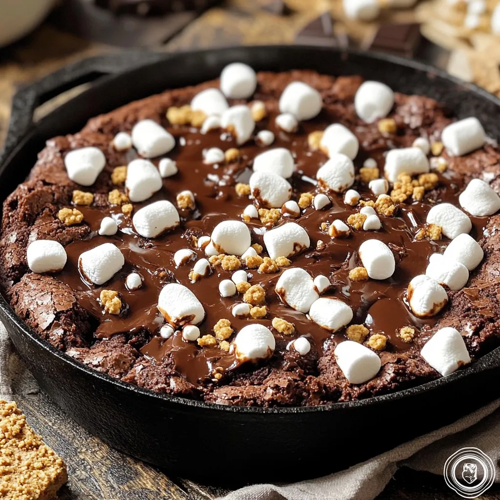 Smores Brownie Skillet Irresistible Sweet Treat