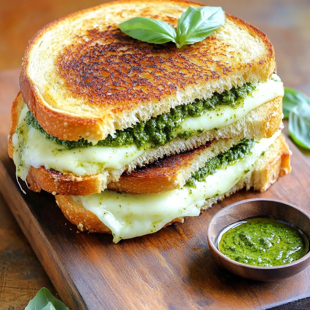 Ultimate Pesto Grilled Cheese Delicious Comfort Meal