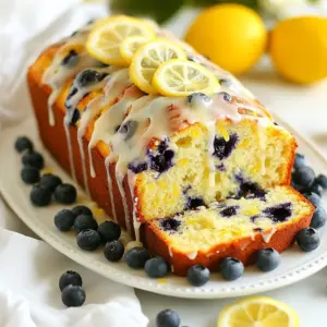 - 1 &frac12; cups all-purpose flour - 1 teaspoon baking powder - &frac12; teaspoon baking soda - &frac14; teaspoon salt - &frac12; cup unsalted butter, softened - 1 cup granulated sugar - 2 large eggs, at room temperature - 1 tablespoon lemon zest - &frac14; cup freshly squeezed lemon juice - 1 teaspoon pure vanilla extract - 1 cup fresh blueberries - &frac14; cup powdered sugar (for glaze) - 1-2 tablespoons lemon juice (for glaze) When measuring flour, spoon it into the cup and level it off. This step ensures accuracy. Use room temperature butter for easy creaming. Eggs should also be at room temperature to mix well. For lemon zest, use a microplane for fine results. Fresh blueberries add flavor, but frozen ones work too. Just make sure they&rsquo;re thawed and drained. If you need a dairy-free option, use coconut oil or a plant-based butter. You can swap granulated sugar for coconut sugar or honey. For eggs, use a flaxseed mixture: mix 1 tablespoon of ground flax with 2.5 tablespoons of water per egg. If you want a gluten-free version, use a gluten-free flour blend. Just ensure it contains xanthan gum for better texture. {{ingredient_image_2}} Start by preheating your oven to 350&deg;F (175&deg;C). This step is key for even baking. Next, take a 9x5-inch loaf pan. Grease it with butter or line it with parchment paper. This will help the bread slide out easily after baking. In a medium bowl, whisk together the dry ingredients. Combine 1 &frac12; cups of all-purpose flour, 1 teaspoon of baking powder, &frac12; teaspoon of baking soda, and &frac14; teaspoon of salt. Mix them well and set this bowl aside. This blend will give your bread the right rise and flavor. Now, grab a large mixing bowl. Use an electric mixer to cream &frac12; cup of softened unsalted butter with 1 cup of granulated sugar. Mix on medium speed for about 3-4 minutes. The mixture should be light and fluffy, which adds air to your bread and helps it rise. Next, add 2 large eggs one at a time. Make sure to mix well after each egg. Then, add 1 tablespoon of lemon zest, &frac14; cup of fresh lemon juice, and 1 teaspoon of pure vanilla extract. Blend until everything is smooth. This mix gives your bread a bright, fresh flavor. Gradually add the dry mixture to the wet mixture. Use a spatula or wooden spoon to fold them together. Stir gently until just combined. Be careful not to over-mix. This keeps your bread light and fluffy. Now it&rsquo;s time for the star of the show! Gently fold in 1 cup of fresh blueberries. Make sure they&rsquo;re evenly spread throughout the batter. Be gentle so you don&rsquo;t crush the berries. This adds bursts of flavor in every slice. Pour the batter into your prepared loaf pan. Smooth the top with a spatula. Bake in the oven for 50-60 minutes. To check if it&rsquo;s done, insert a toothpick into the center. It should come out clean. If the top browns too fast, cover it with aluminum foil. After baking, cool in the pan for about 10 minutes. Then, move it to a wire rack to cool completely. To keep your bread moist, use room-temperature ingredients. This helps the butter blend well. Make sure you don't over-mix the batter. Over-mixing can make the bread dry. Another tip is to add a little extra lemon juice. It adds flavor and moisture. You can also wrap the cooled bread in plastic wrap. This helps lock in moisture. To prevent blueberries from sinking, toss them in a bit of flour first. This light coating helps them stay suspended in the batter. You can use the same flour from your dry ingredients. Also, fold the blueberries in gently. Avoid smashing them, as this can break the berries and cause them to sink. For a nice glaze, whisk powdered sugar with lemon juice. Start with one tablespoon of lemon juice. Add more if you want a thinner glaze. If the glaze is too runny, mix in more powdered sugar. Aim for a thick but pourable consistency. This will help the glaze look nice on your bread. Drizzle it over the cooled bread for a beautiful finish. Pro Tips Use Room Temperature Ingredients: Ensure your butter and eggs are at room temperature to help them blend more smoothly, resulting in a lighter texture for your bread. Don&rsquo;t Overmix: When combining the wet and dry ingredients, mix just until combined. Overmixing can lead to a dense bread instead of a light and airy loaf. Fresh vs. Frozen Blueberries: If using frozen blueberries, do not thaw them before adding to the batter. This helps prevent the batter from turning purple and keeps the blueberries intact. Adjust Glaze Consistency: You can customize the lemon glaze by adjusting the amount of lemon juice or powdered sugar. For a thicker glaze, add more powdered sugar; for a thinner glaze, add more lemon juice. {{image_4}} You can add a crunchy twist to your lemon blueberry bread. Walnuts or pecans work great. Just chop them coarsely and fold them in with the blueberries. You can also try mixing in other fruits. Raspberries or strawberries can add a nice touch. Just remember to keep the amount of fruit balanced so the bread stays moist. If you want muffins instead of bread, the recipe is easy to change. Use a muffin tin instead of a loaf pan. Fill each muffin cup about two-thirds full with batter. Bake for about 18 to 22 minutes. They should be golden on top. Enjoy the same great taste but in a fun, portable form! For those who prefer less sugar, there are options. You can use honey, agave, or maple syrup. Just keep in mind that these may change the texture. If using liquid sweeteners, reduce the amount of liquid in the recipe. Using stevia or monk fruit can also work. Adjust based on your taste, and enjoy a healthier bread! Store leftover lemon blueberry bread in an airtight container. This keeps it fresh. You can also wrap it in plastic wrap. Place it at room temperature for up to three days. If you want to keep it longer, move it to the fridge. This can last about a week, but it may dry out. To freeze the bread, first let it cool completely. Wrap it tightly in plastic wrap. Then, place it in a freezer-safe bag. You can freeze it for up to three months. When you're ready to eat it, just thaw it in the fridge overnight. To reheat, slice the bread if you like. Place the slices on a baking sheet. Heat in a 350&deg;F oven for about 10 minutes. You can also use a microwave for quick reheating. Just warm each slice for 15-20 seconds. Enjoy it warm for the best flavor! Yes, you can use frozen blueberries for this recipe. They work well and save time. Just fold them into the batter while still frozen. This helps them keep their shape. You may see some color in the bread, but the taste will still be great. To check if your bread is done, insert a toothpick into the center. If it comes out clean, the bread is ready. If you see batter on the toothpick, bake it longer. You can also look for a golden top and a firm feel. Yes, you can make this bread without eggs. Try using 1/4 cup of applesauce for each egg. This keeps the bread moist. You can also use mashed bananas or yogurt as substitutes. Each of these options adds a unique flavor. Leftover lemon juice can be used in many ways. You can make a refreshing lemonade or add it to salad dressings. It also works well in marinades for chicken or fish. You can freeze it in ice cube trays for future use. To make this recipe gluten-free, swap the all-purpose flour with a gluten-free blend. Look for one that includes xanthan gum for better texture. This will help the bread rise and stay fluffy. You can also use almond flour for a different flavor. This post covered all you need for delicious blueberry bread. You learned about key ingredients, measurements, and substitutions. I shared step-by-step instructions for mixing and baking. You now have tips for texture and variations to try. Don&rsquo;t forget storage methods to keep your bread fresh. Remember, cooking is fun! Experiment and enjoy your baking journey.