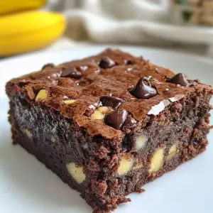 To make delicious banana brownies, you'll need a few key ingredients: - 2 ripe bananas, thoroughly mashed until smooth - 1 cup almond butter (or your favorite nut butter) - 1/3 cup honey or maple syrup for sweetness - 1/2 cup unsweetened cocoa powder for rich chocolate flavor - 1/2 teaspoon pure vanilla extract - 1/4 teaspoon baking soda for leavening - 1/4 teaspoon fine sea salt - 1/2 cup dark chocolate chips for indulgent richness These ingredients create a rich and fudgy treat. The bananas add natural sweetness and moisture. Almond butter gives a creamy texture and nutty flavor. Cocoa powder brings deep chocolate notes, while honey or maple syrup balances the flavors with sweetness. You can customize your banana brownies with some optional add-ins: - 1/4 cup chopped nuts (such as walnuts or pecans) for an added crunch If you want to change a few ingredients, here are some ideas: - Substitute almond butter with peanut butter or sunflower seed butter for different flavors. - Use agave syrup instead of honey or maple syrup for a vegan option. - Swap dark chocolate chips for milk or white chocolate chips if you prefer a sweeter taste. Feel free to experiment with what you have at home to make these brownies your own. These banana brownies can fit into several diets: - Gluten-Free: Use gluten-free certified cocoa powder and nut butter. - Vegan: Substitute honey with maple syrup or agave syrup. - Nut-Free: Replace almond butter with sunflower seed butter. Always check labels to ensure that your ingredients meet your dietary needs. Enjoy these fudgy delights while catering to your health choices! {{ingredient_image_2}} Start by preheating your oven to 350&deg;F (175&deg;C). This step is crucial. While your oven heats, take an 8-inch square baking pan. Line it with parchment paper. Leave some paper hanging over the edges. This helps lift the brownies out later. In a large mixing bowl, mash 2 ripe bananas until smooth. You can use a fork or a whisk. Then, add 1 cup of almond butter. Mix them together until creamy. Make sure there are no lumps. This mixture will be the heart of your brownies. Next, add the honey or maple syrup for sweetness. Measure out 1/3 cup. Now, sprinkle in 1/2 cup of unsweetened cocoa powder. Don&rsquo;t forget 1/2 teaspoon of pure vanilla extract too. Add 1/4 teaspoon of baking soda and 1/4 teaspoon of fine sea salt. Stir everything together until it&rsquo;s all blended well. The batter should be thick and smooth. Now, it&rsquo;s time to make your brownies extra special. Gently fold in 1/2 cup of dark chocolate chips. If you like, add 1/4 cup of chopped nuts, like walnuts or pecans. Use a rubber spatula for this. Make sure to mix just enough to distribute the chips and nuts. Don&rsquo;t overmix! Pour the batter into your lined baking pan. Use a spatula to smooth the top. Place the pan in your preheated oven. Bake for 25-30 minutes. To check if they are done, insert a toothpick in the middle. It should come out mostly clean. A few moist crumbs are okay. This means your brownies are fudgy. Once baked, carefully take the pan out of the oven. Let the brownies cool in the pan for about 10 minutes. After that, use the overhanging parchment to lift them out. Place them on a wire rack to cool completely. Finally, cut them into 16 squares. Enjoy your fudgy and rich banana brownies! To get that rich, fudgy texture in your banana brownies, start with overripe bananas. They add moisture and natural sweetness. Next, mix the almond butter well with the mashed bananas. This creates a creamy base. Use unsweetened cocoa powder for deep flavor. Don't overmix the batter after adding the dry ingredients. This keeps the brownies dense and chewy. Bake them just until a toothpick comes out with a few crumbs, not clean. This step is key for fudgy goodness. One common mistake is using under-ripe bananas. They won&rsquo;t provide the same moisture or sweetness. Also, avoid overbaking. The brownies should remain soft in the middle. Another tip: don&rsquo;t skip the salt. It enhances the chocolate flavor. Lastly, be careful when mixing. Overmixing can add air, making brownies cake-like instead of fudgy. Serve your banana brownies warm for a gooey treat. Top with a dollop of whipped cream or a scoop of vanilla ice cream. You can also sprinkle extra chocolate chips on top for added indulgence. For a crunchy twist, add chopped nuts on the side. Enjoy them with a cup of coffee or tea for a cozy snack. Pro Tips Use Ripe Bananas: The riper the bananas, the sweeter and more flavorful your brownies will be. Look for bananas with plenty of brown spots for the best results. Nut Butter Variations: Feel free to experiment with different nut butters, such as peanut or cashew butter, to customize the flavor of your brownies. Chill for Fudginess: For an extra fudgy texture, chill the brownies in the refrigerator for about an hour after they have cooled to room temperature. Enhance with Spices: Consider adding a pinch of cinnamon or a splash of espresso powder to the batter for a delicious depth of flavor. {{image_4}} You can make these banana brownies gluten-free. Use gluten-free flour blends instead of regular flour. Many brands offer great blends that work well in baking. This change keeps the brownies rich and fudgy. Just make sure to check the labels. Some blends may also contain added sugars or starches. To make vegan banana brownies, swap honey for maple syrup. This keeps them sweet without using animal products. Use a nut butter without added oils or dairy. You can also skip the chocolate chips or choose dairy-free ones. These small changes keep the flavor great while following a vegan diet. If you need nut-free brownies, use sunflower seed butter. This works well in place of almond butter. Sunflower butter has a smooth texture and mild taste. You can also skip the nuts if you prefer. This way, everyone can enjoy the brownies without worry. To keep your banana brownies fresh, store them in an airtight container. Place parchment paper between layers to avoid sticking. Keep the container at room temperature if you eat them in a few days. If you want them to last longer, refrigeration is a good choice. Just remember to let them cool completely before storing. When stored properly, these brownies will stay fresh for about 3 to 4 days. In the fridge, they can last up to a week. If you notice any changes in color or smell, it&rsquo;s best to toss them. Always check for mold or unusual textures before enjoying. Freezing is a great way to save your brownies for later. Cut them into squares and wrap each piece tightly in plastic wrap. Place the wrapped brownies in a freezer-safe bag or container. They can stay frozen for up to 3 months. When you're ready to eat, thaw them at room temperature for a few hours. Enjoy the fudgy goodness! Yes, you can make these brownies without eggs. The ripe bananas act as a binder. They keep the brownies moist and fudgy. If you want more binding power, try adding a bit of ground flaxseed mixed with water. This will help keep the texture great. You should use very ripe bananas. The peels should have brown spots or be mostly brown. Ripe bananas are sweeter and softer. They mash easily and blend well into the mix. This gives the brownies a rich flavor. You can use any nut butter you enjoy. Peanut butter is a popular choice. Sunflower seed butter is a good option for nut-free diets. Just make sure the texture is similar. This keeps the brownies creamy and rich. Yes, you can add peanut butter. Swirling it into the batter adds a nice flavor. You can also use it as a topping. Just remember, it may change the taste slightly. Don't be afraid to experiment! To check for doneness, insert a toothpick into the center. It should come out with a few moist crumbs. If it comes out clean, the brownies may be overbaked. Aim for that fudgy texture for the best results. Yes, you can reduce the honey or maple syrup. You could also try using a sugar substitute. Just make sure it&rsquo;s suitable for baking. This keeps the brownies sweet without the extra sugar. In this post, we explored how to make delicious banana brownies. We covered key ingredients, options for add-ins, and dietary needs. Then, I shared simple steps for making the brownies, tips for the best texture, and ways to avoid common mistakes. We also discussed variations for different diets and how to store them. Banana brownies are flexible and tasty. Feel free to adjust the recipe to suit your needs. Enjoy your baking and share these treats with friends and family!