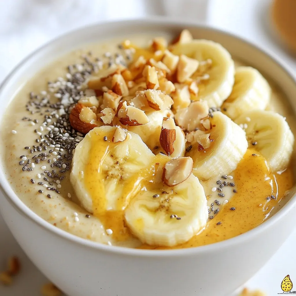 To make your No-Sugar-Added Protein Banana Pudding, you'll need the following: - 3 ripe bananas, peeled - 2 cups unsweetened almond milk - 1/2 cup vanilla protein powder - 1/4 cup chia seeds - 2 tablespoons natural peanut butter (or your preferred nut butter) - 1 teaspoon pure vanilla extract - 1/2 teaspoon ground cinnamon - A pinch of salt This pudding is packed with nutrients and protein. Each serving has about: - Calories: 220 - Protein: 10 grams - Fat: 8 grams - Carbohydrates: 28 grams - Fiber: 5 grams - Sugar: 5 grams (natural sugars from bananas) This makes it a great snack or dessert option that also supports your health goals. You can customize your pudding with fun toppings. Here are some ideas: - Sliced bananas for extra sweetness - Crushed nuts like walnuts or almonds for crunch - Unsweetened coconut flakes for a tropical twist Feel free to mix and match! These toppings add flavor and texture, making each bite special. {{ingredient_image_2}} Start by peeling the ripe bananas. Place them in a blender. Add in the unsweetened almond milk, vanilla protein powder, chia seeds, natural peanut butter, vanilla extract, ground cinnamon, and a pinch of salt. This mix of ingredients will give your pudding a strong flavor and smooth texture. Blend everything on high speed. Make sure the mixture is completely smooth and creamy. You may need to stop and scrape down the sides of the blender. If it feels too thick, you can add more almond milk. Taste it! If you want it sweeter, toss in another banana and blend again. Pour the blended mixture into a medium bowl or an airtight container. Cover it well and place it in the fridge. Let it chill for at least 2 hours. This time helps the chia seeds swell and thicken the pudding. When you take it out, stir it well to break any clumps. If it feels too thick, add a splash of almond milk until it's just right. Select ripe bananas for the best flavor. Look for bananas with a few brown spots. These spots show they are sweet and ready to use. Avoid bananas that are too green or too black. They can taste starchy or overly mushy. You can also use frozen bananas. Just let them thaw before blending. For a smooth pudding, blend well. Start with ripe bananas and almond milk. If the pudding is too thick, add more almond milk slowly. Blend until it is creamy and smooth. If you like a thicker pudding, let it chill longer. The chia seeds will swell and add a nice texture. Use natural ingredients to boost flavor. Vanilla extract adds sweetness without sugar. Ground cinnamon gives a warm, spicy kick. If you want more sweetness, add an extra ripe banana. Nut butter adds creaminess and flavor, too. Top with nuts or coconut for added crunch and taste. Pro Tips Choose Ripe Bananas: The riper the bananas, the sweeter and creamier your pudding will be. Look for bananas with plenty of brown spots for optimal flavor. Experiment with Nut Butters: Feel free to swap out peanut butter for almond or cashew butter for different flavor profiles. Each nut butter brings its unique taste and nutrition. Chill for Better Texture: Allowing the pudding to sit in the fridge not only enhances the flavor but also helps the chia seeds thicken the mixture, resulting in a creamier pudding. Customize Your Toppings: Get creative with toppings! Fresh fruits, nuts, or seeds not only add texture but also boost the nutritional value of your pudding. {{image_4}} You can switch up the protein powder in this recipe. Try chocolate or strawberry protein powder for a fun twist. You might also use plant-based protein for a dairy-free option. Each choice changes the flavor, making your pudding unique. Experiment with different brands to find the one you like best. If you're not into almond milk, other dairy alternatives work well too. Coconut milk gives a rich, creamy taste. Soy milk can add a smooth texture. Oat milk is another great choice if you want something thicker. These options keep your pudding tasty and healthy. Want to add more flavor? You can mix in some cocoa powder for a chocolatey version. Adding a dash of nutmeg gives a warm spice. A spoonful of maple syrup can enhance sweetness without added sugar. Even a splash of coffee can create a fun mocha flavor. Get creative and make this pudding your own! Store any leftover banana pudding in an airtight container. This keeps the pudding fresh. Place it in the fridge right after serving. It stays good for up to four days. If you see any signs of spoilage, do not eat it. You can freeze this banana pudding if you want to keep it longer. Pour the pudding into freezer-safe containers. Leave some space at the top for expansion. Seal the containers tightly. It can stay frozen for up to three months. To use it, thaw it in the fridge overnight. The pudding tastes best when eaten fresh. However, if you store it well, it can last. In the fridge, it lasts for about four days. In the freezer, it lasts for three months. Always check for texture and smell before eating. Yes, you can make this recipe without protein powder. If you skip it, you lose some protein. To keep it tasty, add an extra banana or use Greek yogurt. This keeps the pudding creamy and rich. You may need to adjust the almond milk to get the right texture. To make more servings, simply multiply the ingredients. For example, if you want to serve eight, double each ingredient. Use six bananas instead of three, and four cups of almond milk instead of two. Mix well and chill as usual. Just remember, the chilling time may stay the same. You can enjoy many healthy toppings for your banana pudding. Sliced bananas offer a fresh taste. Crushed nuts like walnuts or almonds add a nice crunch. Unsweetened coconut flakes give a tropical feel. You can even sprinkle some cinnamon for extra flavor. Choose what you like best! In this post, we covered how to make banana pudding from scratch. You learned about the ingredients, blending techniques, and how to chill your pudding for the best results. We also shared tips on picking ripe bananas and suggested ways to enhance flavor naturally. With variations for protein and milk alternatives, plus storage tips, you've got everything you need. Try this recipe today, and enjoy a tasty, healthy treat! Your homemade pudding will impress everyone!