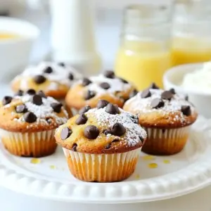 Gathering the right ingredients is key to making these delicious gluten-free Greek yogurt chocolate chip muffins. Here&rsquo;s what you need: - 1 cup gluten-free all-purpose flour - 1/2 teaspoon baking soda - 1 teaspoon baking powder - 1/4 teaspoon salt - 1/2 cup Greek yogurt (plain, full-fat recommended for richness) - 1/4 cup honey or maple syrup (for a touch of natural sweetness) - 1/4 cup unsweetened applesauce (adds moisture) - 1 large egg (at room temperature) - 1 teaspoon vanilla extract (for flavor depth) - 1/2 cup dark chocolate chips (ensure gluten-free) - 1/4 cup chopped walnuts (optional, for crunch) Using these ingredients ensures that your muffins are light, moist, and full of flavor. The Greek yogurt adds creaminess while keeping the muffins gluten-free and healthy. When you mix in the chocolate chips, they melt into pockets of sweetness that make each bite irresistible. If you like a bit of crunch, toss in some walnuts. They add texture and a nutty flavor that pairs well with chocolate. This mix of ingredients guarantees a treat everyone will love! {{ingredient_image_2}} First, preheat your oven to 350&deg;F (175&deg;C). This temperature is perfect for baking muffins. While the oven warms up, prepare your muffin tin. You can line it with paper liners or lightly grease each cup. This step helps keep your muffins from sticking. In a medium bowl, whisk together the gluten-free all-purpose flour, baking soda, baking powder, and salt. Use a whisk to mix them well. This technique ensures that all dry ingredients blend evenly. It helps the muffins rise nicely in the oven. In a large bowl, combine the Greek yogurt, honey or maple syrup, unsweetened applesauce, egg, and vanilla extract. Mix until the mixture is smooth and creamy. Make sure there are no lumps left. A smooth mixture makes for fluffy muffins. Gradually add the dry ingredients to the wet mixture. Use a spatula or wooden spoon to stir gently. It&rsquo;s key to avoid overmixing. A few lumps are okay and will keep your muffins tender. Now, carefully fold in the dark chocolate chips. If you like, add the chopped walnuts for crunch. Use a gentle folding motion to ensure even distribution. This helps each muffin have a bit of chocolate and walnut in every bite. Spoon the muffin batter into the prepared cups, filling each about 3/4 full. This allows the muffins to rise without overflowing. Place the muffin tin in the oven and bake for 18-20 minutes. To check for doneness, insert a toothpick into the center of a muffin. It should come out clean or with a few moist crumbs. Once baked, let the muffins cool in the pan for about 5 minutes. Then, transfer them to a wire rack to cool completely. - Temperature considerations: Always preheat your oven to 350&deg;F (175&deg;C). This step helps your muffins rise and bake evenly. Make sure your egg is at room temperature for best results. - Avoiding common pitfalls: Do not overmix the batter. A few lumps are fine. Overmixing can lead to tough muffins. Fill your muffin cups about 3/4 full. This helps them rise beautifully. - Serving suggestions: Arrange the muffins on a bright platter. This makes them look more inviting. You can serve them with a dollop of Greek yogurt. A drizzle of honey adds sweetness and flair. - Garnishing ideas: Dust the muffins lightly with powdered sugar. This simple touch makes them look special. You can also sprinkle some chopped walnuts on top for added style and crunch. - Health benefits of Greek yogurt: Greek yogurt boosts protein in these muffins. It keeps them moist and adds a nice tang. This ingredient can support gut health too. - Substitute options for dietary needs: If you need a dairy-free option, use coconut yogurt. For egg-free muffins, try a flax or chia seed egg. Simply mix one tablespoon of seeds with three tablespoons of water. Let it sit for a few minutes until it thickens. Pro Tips Ingredient Quality: Use high-quality gluten-free flour blends for the best texture and flavor in your muffins. Room Temperature Egg: Ensure your egg is at room temperature for better incorporation into the batter, leading to a fluffier muffin. Do Not Overmix: Mix the batter until just combined to maintain lightness and avoid dense muffins. Storage Tips: Store leftover muffins in an airtight container at room temperature for up to 3 days, or freeze for longer freshness. {{image_4}} You can easily change the flavor of these muffins. Try different types of chocolate. Milk, semi-sweet, or white chocolate chips all work well. You can also use a mix of chocolates for a fun twist. Add-ins like peanut butter chips or butterscotch chips bring new flavors, too. Fruits can also add a great taste. Consider folding in blueberries, raspberries, or banana slices. These fruits not only add sweetness but also moisture. For a nutty crunch, swap in pecans or almonds instead of walnuts. Each choice gives your muffin a unique twist. If you want a vegan option, replace the egg with 1 tablespoon of ground flaxseed mixed with 2.5 tablespoons of water. Let the mixture sit for a few minutes to thicken. You can also use a plant-based yogurt instead of Greek yogurt. This keeps the muffins moist and tasty. For low-sugar modifications, use mashed bananas or extra applesauce instead of honey or maple syrup. You can also use a sugar substitute like stevia or monk fruit sweetener. These changes help make the muffins lower in sugar while still keeping them delicious. To keep your gluten-free Greek yogurt chocolate chip muffins fresh, store them in an airtight container. Place them at room temperature for up to three days. If you want to keep them longer, you can refrigerate them for about a week. Just remember, the fridge can dry them out a bit, so I recommend letting them come to room temperature before eating. Freezing these muffins is a great option for longer storage. Start by placing the cooled muffins in a single layer on a baking sheet. Freeze them for about two hours until solid. Once frozen, transfer them to a freezer-safe bag or container. They will stay fresh for up to three months. When you&rsquo;re ready to enjoy, take a muffin out and let it thaw at room temperature. For the best texture, you can warm it in the microwave for about 15 seconds. This helps to bring back that fresh-baked taste! Can I use regular flour instead? No, you cannot use regular flour. This recipe is gluten-free. Regular flour has gluten, which gives baked goods their structure. Without gluten, your muffins may not rise or hold together well. What if I don't have Greek yogurt? If you lack Greek yogurt, you can use sour cream or regular yogurt. Both options add moisture and flavor. Just make sure they are plain and unsweetened for the best results. Why did my muffins not rise? Muffins may not rise due to old baking powder or baking soda. Check their expiration dates before use. Also, ensure your oven is hot enough, as an oven that&rsquo;s too cool can lead to flat muffins. How to adjust for altitude in baking? At high altitudes, reduce baking powder slightly and increase liquid. This helps the muffins rise properly. You might also need to bake a bit longer. Test with a toothpick to ensure they are done. Are these muffins healthy? Yes, these muffins are a healthier choice. They use Greek yogurt, which adds protein and probiotics. The honey or maple syrup offers natural sweetness, and the dark chocolate chips provide antioxidants. How many calories per muffin? Each muffin has about 150 calories. This is a rough estimate and can vary based on specific brands of ingredients used. For a more accurate count, check the labels of your products. In conclusion, this article covers how to make delicious gluten-free muffins. We explored important ingredients, like gluten-free flour and Greek yogurt. I shared clear steps from mixing to baking, plus tips for perfect muffins. You can play with flavors and adapt for diets too. Store them well to keep them fresh and tasty. With these ideas, you&rsquo;ll enjoy baking muffins that delight everyone. Happy baking!