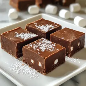 To make this easy fudge, gather these main ingredients: - 1 cup semi-sweet chocolate chips - 1 can (14 oz) sweetened condensed milk - 2 tablespoons unsalted butter - 1 teaspoon pure vanilla extract - 1 pinch of fine sea salt These simple items will create a rich and creamy fudge. You can make your fudge even more fun with these add-ins: - 1/2 cup chopped nuts (like walnuts or pecans) - 1/4 cup mini marshmallows Adding nuts gives a nice crunch. Mini marshmallows add a soft, chewy texture. For the best fudge, use standard measuring cups. Make sure your chocolate chips are semi-sweet for the right balance of flavor. Check the date on your sweetened condensed milk; fresh ingredients yield the best results. If using nuts, chop them into small pieces for even distribution. This ensures every bite is full of flavor. {{ingredient_image_2}} Start by picking a microwave-safe bowl. You will need to add the semi-sweet chocolate chips, the whole can of sweetened condensed milk, and the unsalted butter. Mix these three ingredients well in the bowl before heating. Now, place the bowl in the microwave. Heat it on high for 30 seconds. Carefully take out the bowl and stir the mixture with a spatula. If you see lumps, put it back in the microwave for another 15 seconds. Stir again until it&rsquo;s silky and smooth. Next, stir in the pure vanilla extract and a pinch of fine sea salt. If you like, fold in chopped nuts or mini marshmallows for extra fun. Pour the mixture into an 8x8-inch square pan lined with parchment paper. Let the fudge cool at room temperature for about 30 minutes. Then, move it to the fridge for 30 more minutes to set completely. Once set, lift the fudge out of the pan using the parchment paper. Cut it into squares, and enjoy! To get the best fudge texture, you must melt the chocolate properly. Use high-quality semi-sweet chocolate chips. This ensures a rich flavor. Stir the mixture well until it's smooth and creamy. If it feels too thick, add a bit more condensed milk. This will help it become silkier. Letting the fudge cool at room temperature helps it set nicely. After that, chill it in the fridge for a firmer bite. Microwaving is fast, but you must be careful. Heat your mixture in short bursts. Start with 30 seconds, then stir. If you still see lumps, heat for another 15 seconds. This method helps the chocolate melt evenly. Use a microwave-safe bowl to avoid any mess. Always check the bowl's heat before touching it. It can get hot quickly. Your fudge deserves a lovely presentation. Use a clean, decorative platter to serve it. Cut the fudge into neat squares for a tidy look. To add flair, sprinkle powdered sugar on top. You can also use colorful toppings, like sprinkles or crushed nuts. Doing this before the fudge sets creates a fun effect. A beautiful presentation makes your treat even more appealing! Pro Tips Use High-Quality Chocolate: The flavor of your fudge largely depends on the chocolate you choose. Opt for high-quality semi-sweet chocolate chips for the best taste and texture. Customize Your Fudge: Feel free to experiment with different mix-ins like dried fruits, coconut flakes, or flavored extracts to create unique variations of this fudge recipe. Properly Line Your Pan: Always line your pan with parchment paper to ensure easy removal of the fudge once set. This helps maintain the fudge's shape and prevents sticking. Storage Tips: Store your fudge in an airtight container at room temperature for up to a week or refrigerate for longer freshness. Just ensure to separate layers with parchment paper to prevent sticking. {{image_4}} You can play with flavors to make your fudge unique. Try using different chocolate types. For example, swap semi-sweet chocolate chips for dark or white chocolate. Each type gives a new taste. You can also add extracts. Use almond or mint extract for a fun twist. To spice it up, mix in a teaspoon of instant coffee or espresso powder. It gives a nice richness. Making fudge vegan is easy. Replace sweetened condensed milk with coconut milk or almond milk. Use dairy-free chocolate chips instead of regular ones. You can also check for gluten-free chocolate chips. This way, everyone can enjoy your tasty treat. Always read labels to ensure your ingredients fit your needs. You can make fudge fun for holidays. During Christmas, add crushed candy canes for a minty touch. For fall, mix in pumpkin spice and chopped pecans. In summer, try adding fresh berries or citrus zest for a refreshing flavor. These seasonal additions make the fudge festive and exciting for all. To keep your fudge fresh, let it cool completely. Then, cut it into squares. Place the pieces in a single layer in a container. You can also stack them with parchment paper between layers. This helps them stay nice and neat. Use an airtight container for the best results. Glass or plastic containers work well. Make sure the lid seals tightly. This keeps moisture out and prevents the fudge from drying out. You can also wrap the fudge in plastic wrap before placing it in the container. Homemade fudge lasts about one week at room temperature. If you want to keep it longer, freeze it. Fudge can last for up to three months in the freezer. Just wrap it well in plastic wrap and then in foil. When you're ready to eat it, let it thaw in the fridge overnight. Yes, you can make fudge without condensed milk. You can use heavy cream or coconut milk as a substitute. These options will still give your fudge a rich and creamy texture. Just keep in mind that the flavor may change slightly. You might also need to adjust the sugar since condensed milk is sweet. If your fudge won&rsquo;t set, check the temperature first. Fudge needs to cool completely to firm up. If you didn't cook it long enough, heat it gently again and stir. Pour it back into the pan and let it cool longer. If it&rsquo;s still soft, you can add more chocolate or a bit of powdered sugar. This helps thicken it. You can add many fun things to your fudge! Try nuts like walnuts or pecans for crunch. Mini marshmallows bring a soft, chewy bite. You can also add sprinkles, or swirl in peanut butter or caramel for extra flavor. Think about mixing in cookies or even dried fruit for a twist. The options are endless! This blog post covered the key steps to make five-minute fudge. You learned about essential ingredients, how to prepare and melt chocolate, and tips for perfecting the texture. We explored flavor variations and dietary options, ensuring everyone can enjoy this treat. Finally, you discovered how to store fudge for later use. Enjoying fudge is simple and fun. With these tips, you can create your own perfect batch anytime. Dive into the fudge-making world, and let your creativity shine!