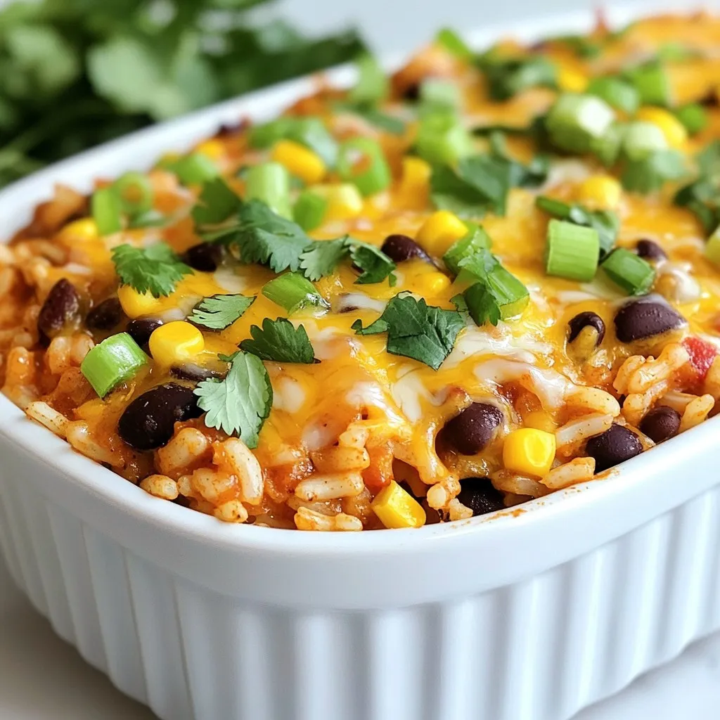 Chicken Enchilada Rice Casserole Simple and Tasty Meal